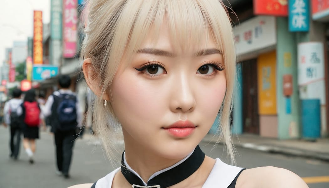 Tags: 21872187, SDXL
{"3": {"inputs": {"seed": 641470429376662, "steps": 32, "cfg": 5.73, "sampler_name": "dpmpp_2m", "scheduler": "karras", "denoise": 1.0, "model": ["27", 0], "positive": ["6", 0], "negative": ["7", 0], "latent_image": ["5", 0]}, "class_type": "KSampler"}, "4": {"inputs": {"ckpt_name": "juggernautxl.safetensors"}, "class_type": "CheckpointLoaderSimple"}, "5": {"inputs": {"width": 1344, "height": 768, "batch_size": 1}, "class_type": "EmptyLatentImage"}, "6": {"inputs": {"text": "25 year old girl, (taiwanese:1.12), (japanese:1.00), (russian:1.02), (cute:1.14), (sexy lips:0.95), (detailed face:0.99), (eyelashes:1.00), (temptress:0.99), (double eyelids:1.03), (seductive facial expression:1.01), (slim:1.04), (seductive pose:0.96), (pale skin:1.08), (idol:1.12), (beautiful eyes:0.98), (in a seductive pose:1.10), (large perky breasts:1.08), (cleavage:1.11), (thigh gap:1.02), (school uniform:0.99), choker, busy street, (skin fuzz:1.07), (textured skin:1.05), (candid cinema:1.02), (natural looking skin:1.01), (soft lighting:1.04), (detailed skin:1.00), (RAW:1.08), (portra:1.07), (film:1.09)", "clip": ["27", 1]}, "class_type": "CLIPTextEncode"}, "7": {"inputs": {"text": "(open mouth:1.05), (low resolution:1.09), (twisted:1.05), (watermark:1.14), (distorted:1.13), (bad hands:1.09), (worst quality:1.10)", "clip": ["27", 1]}, "class_type": "CLIPTextEncode"}, "8": {"inputs": {"samples": ["3", 0], "vae": ["4", 2]}, "class_type": "VAEDecode"}, "25": {"inputs": {"lora_name": "nudify_xl.safetensors", "strength_model": 0.11, "strength_clip": 0.07, "model": ["4", 0], "clip": ["4", 1]}, "class_type": "LoraLoader"}, "26": {"inputs": {"lora_name": "shirtlift_SDXL_v2.safetensors", "strength_model": 0.1, "strength_clip": 0.1, "model": ["25", 0], "clip": ["25", 1]}, "class_type": "LoraLoader"}, "27": {"inputs": {"lora_name": "PerfectEyesXL.safetensors", "strength_model": 0.02, "strength_clip": 0.18, "model": ["26", 0], "clip": ["26", 1]}, "class_type": "LoraLoader"}, "30": {"inputs": {"model_name": "4x_NMKD-Superscale-SP_178000_G.pth"}, "class_type": "UpscaleModelLoader"}, "31": {"inputs": {"upscale_model": ["30", 0], "image": ["8", 0]}, "class_type": "ImageUpscaleWithModel"}, "32": {"inputs": {"upscale_method": "lanczos", "scale_by": 0.5, "image": ["31", 0]}, "class_type": "ImageScaleBy"}, "33": {"inputs": {"pixels": ["32", 0], "vae": ["4", 2]}, "class_type": "VAEEncode"}, "34": {"inputs": {"seed": 641470429376662, "steps": 32, "cfg": 5.73, "sampler_name": "dpmpp_2m", "scheduler": "karras", "denoise": 0.3, "model": ["27", 0], "positive": ["6", 0], "negative": ["7", 0], "latent_image": ["33", 0]}, "class_type": "KSampler"}, "36": {"inputs": {"samples": ["34", 0], "vae": ["4", 2]}, "class_type": "VAEDecode"}, "39": {"inputs": {"filename_prefix": "comfyapi-1731161798340", "images": ["36", 0]}, "class_type": "SaveImage"}}