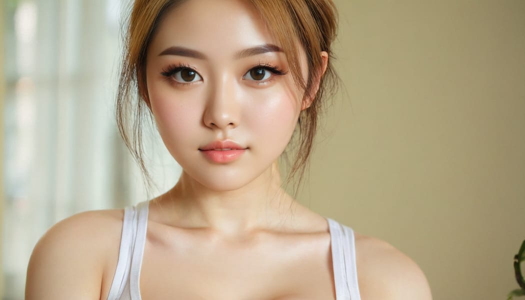 Tags: 21872187, SDXL
{"3": {"inputs": {"seed": 307370856954978, "steps": 64, "cfg": 6.49, "sampler_name": "dpmpp_2m", "scheduler": "karras", "denoise": 1.0, "model": ["27", 0], "positive": ["6", 0], "negative": ["7", 0], "latent_image": ["5", 0]}, "class_type": "KSampler"}, "4": {"inputs": {"ckpt_name": "juggernautxl.safetensors"}, "class_type": "CheckpointLoaderSimple"}, "5": {"inputs": {"width": 1344, "height": 768, "batch_size": 1}, "class_type": "EmptyLatentImage"}, "6": {"inputs": {"text": "27 year old girl, (double eyelids:1.06), (idol:1.01), (blush:0.99), (seductive facial expression:1.06), (eyelashes:1.09), (slim:1.05), (cute:1.00), (pale skin:1.13), (sexy lips:1.14), (detailed face:1.01), (seductive pose:1.00), (temptress:0.97), (in a seductive pose:1.07), (large perky breasts:1.01), (cleavage:0.95), (thigh gap:1.14), (white tanktop:1.08), busy street, (skin fuzz:1.09), (film:1.01), (detailed skin:1.04), (textured skin:1.00), (candid cinema:1.05), (natural looking skin:1.02), (portra:1.09), (RAW:1.05), (soft lighting:1.02)", "clip": ["27", 1]}, "class_type": "CLIPTextEncode"}, "7": {"inputs": {"text": "(distorted:1.11), (worst quality:1.10), (twisted:1.11), (bad hands:1.14), (low resolution:1.06), (open mouth:1.08)", "clip": ["27", 1]}, "class_type": "CLIPTextEncode"}, "8": {"inputs": {"samples": ["3", 0], "vae": ["4", 2]}, "class_type": "VAEDecode"}, "25": {"inputs": {"lora_name": "nudify_xl.safetensors", "strength_model": 0.3, "strength_clip": 0.12, "model": ["4", 0], "clip": ["4", 1]}, "class_type": "LoraLoader"}, "26": {"inputs": {"lora_name": "shirtlift_SDXL_v2.safetensors", "strength_model": 0.06, "strength_clip": 0.08, "model": ["25", 0], "clip": ["25", 1]}, "class_type": "LoraLoader"}, "27": {"inputs": {"lora_name": "PerfectEyesXL.safetensors", "strength_model": 0.18, "strength_clip": 0.09, "model": ["26", 0], "clip": ["26", 1]}, "class_type": "LoraLoader"}, "30": {"inputs": {"model_name": "4x_NMKD-Superscale-SP_178000_G.pth"}, "class_type": "UpscaleModelLoader"}, "31": {"inputs": {"upscale_model": ["30", 0], "image": ["8", 0]}, "class_type": "ImageUpscaleWithModel"}, "32": {"inputs": {"upscale_method": "lanczos", "scale_by": 0.5, "image": ["31", 0]}, "class_type": "ImageScaleBy"}, "33": {"inputs": {"pixels": ["32", 0], "vae": ["4", 2]}, "class_type": "VAEEncode"}, "34": {"inputs": {"seed": 307370856954978, "steps": 64, "cfg": 6.49, "sampler_name": "dpmpp_2m", "scheduler": "karras", "denoise": 0.3, "model": ["27", 0], "positive": ["6", 0], "negative": ["7", 0], "latent_image": ["33", 0]}, "class_type": "KSampler"}, "36": {"inputs": {"samples": ["34", 0], "vae": ["4", 2]}, "class_type": "VAEDecode"}, "39": {"inputs": {"filename_prefix": "comfyapi-1733883975044", "images": ["36", 0]}, "class_type": "SaveImage"}}