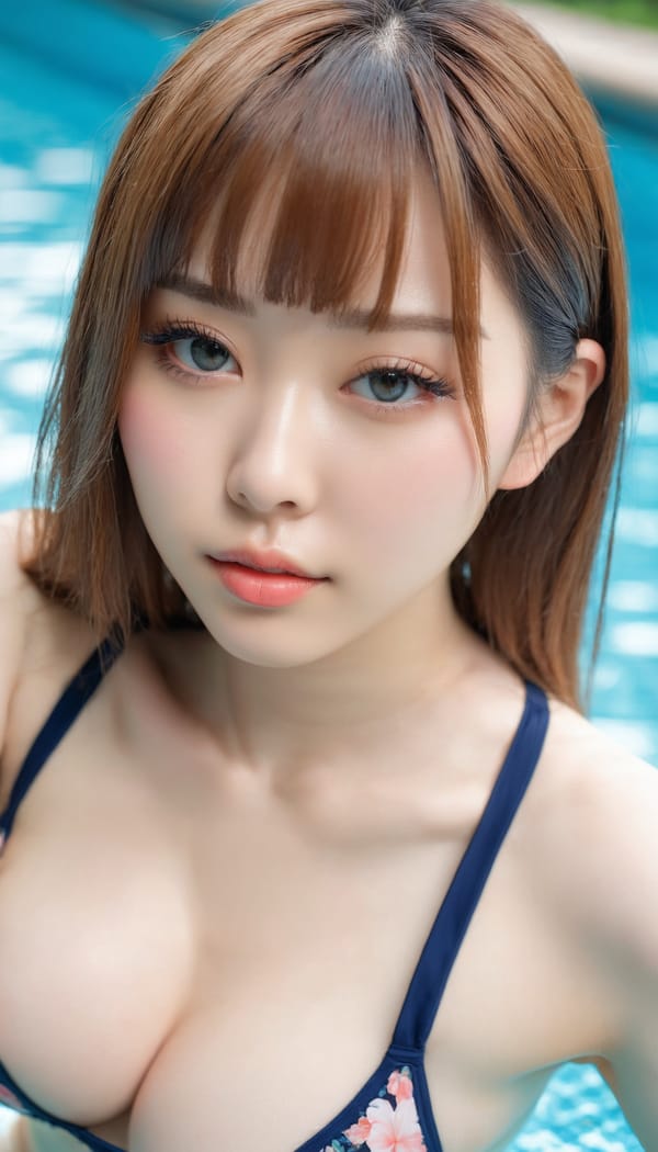 Tags: 21872187, SDXL
{"3": {"inputs": {"seed": 169680004252429, "steps": 32, "cfg": 7.99, "sampler_name": "dpmpp_2m", "scheduler": "karras", "denoise": 1.0, "model": ["27", 0], "positive": ["6", 0], "negative": ["7", 0], "latent_image": ["5", 0]}, "class_type": "KSampler"}, "4": {"inputs": {"ckpt_name": "juggernautxl.safetensors"}, "class_type": "CheckpointLoaderSimple"}, "5": {"inputs": {"width": 768, "height": 1344, "batch_size": 1}, "class_type": "EmptyLatentImage"}, "6": {"inputs": {"text": "21 year old girl, (japanese:1.08), (russian:0.97), (seductive pose:1.02), (idol:1.00), (cute:1.14), (pale skin:0.96), (sexy lips:1.08), (detailed face:1.10), (blush:0.97), (beautiful eyes:0.97), (eyelashes:1.07), (double eyelids:1.09), (seductive facial expression:1.14), (in a seductive pose:1.03), (large perky breasts:1.03), (cleavage:1.01), (thigh gap:0.95), (in a swimsuit:1.01) at a pool, (natural looking skin:1.08), (portra:1.09), (textured skin:1.01), (RAW:1.06), (detailed skin:1.07), (soft lighting:1.01), (candid cinema:1.06), (skin fuzz:1.09), (film:1.08)", "clip": ["27", 1]}, "class_type": "CLIPTextEncode"}, "7": {"inputs": {"text": "(open mouth:1.11), (watermark:1.05), (bad hands:1.14), (low resolution:1.11), (worst quality:1.07), (twisted:1.07), (distorted:1.11)", "clip": ["27", 1]}, "class_type": "CLIPTextEncode"}, "8": {"inputs": {"samples": ["3", 0], "vae": ["4", 2]}, "class_type": "VAEDecode"}, "25": {"inputs": {"lora_name": "nudify_xl.safetensors", "strength_model": 0.19, "strength_clip": 0.09, "model": ["4", 0], "clip": ["4", 1]}, "class_type": "LoraLoader"}, "26": {"inputs": {"lora_name": "shirtlift_SDXL_v2.safetensors", "strength_model": 0.08, "strength_clip": 0.09, "model": ["25", 0], "clip": ["25", 1]}, "class_type": "LoraLoader"}, "27": {"inputs": {"lora_name": "PerfectEyesXL.safetensors", "strength_model": 0.07, "strength_clip": 0.03, "model": ["26", 0], "clip": ["26", 1]}, "class_type": "LoraLoader"}, "30": {"inputs": {"model_name": "4x_NMKD-Superscale-SP_178000_G.pth"}, "class_type": "UpscaleModelLoader"}, "31": {"inputs": {"upscale_model": ["30", 0], "image": ["8", 0]}, "class_type": "ImageUpscaleWithModel"}, "32": {"inputs": {"upscale_method": "lanczos", "scale_by": 0.5, "image": ["31", 0]}, "class_type": "ImageScaleBy"}, "33": {"inputs": {"pixels": ["32", 0], "vae": ["4", 2]}, "class_type": "VAEEncode"}, "34": {"inputs": {"seed": 169680004252429, "steps": 32, "cfg": 7.99, "sampler_name": "dpmpp_2m", "scheduler": "karras", "denoise": 0.3, "model": ["27", 0], "positive": ["6", 0], "negative": ["7", 0], "latent_image": ["33", 0]}, "class_type": "KSampler"}, "36": {"inputs": {"samples": ["34", 0], "vae": ["4", 2]}, "class_type": "VAEDecode"}, "39": {"inputs": {"filename_prefix": "comfyapi-1725298017247", "images": ["36", 0]}, "class_type": "SaveImage"}}