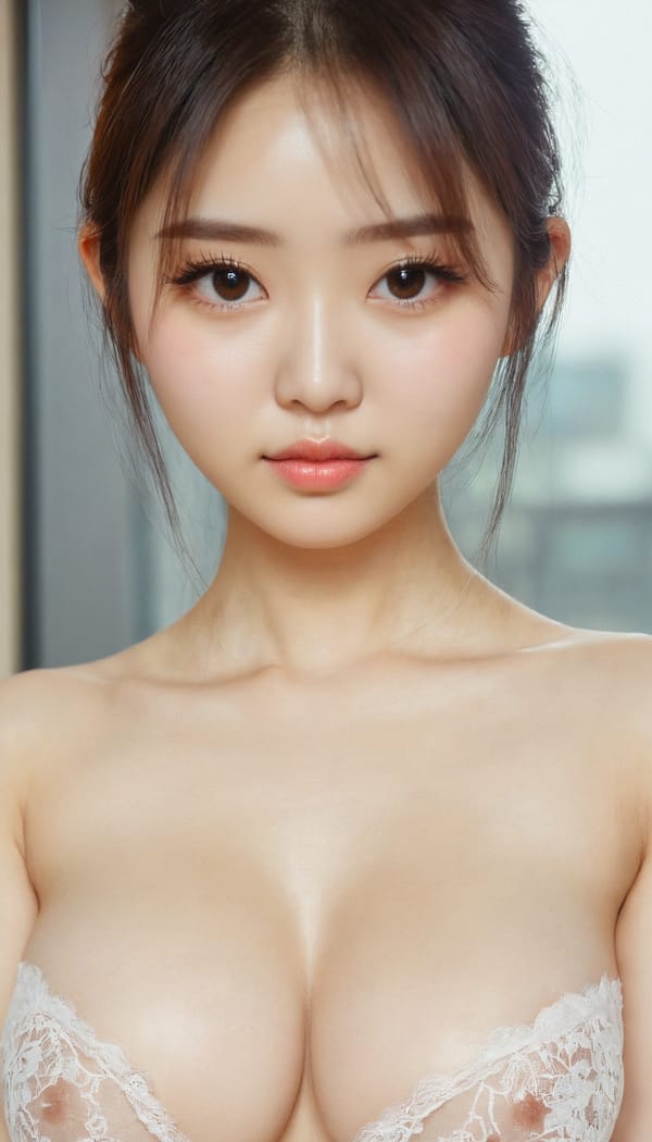 Tags: 21872187, SDXL
{"3": {"inputs": {"seed": 198906158968125, "steps": 32, "cfg": 5.11, "sampler_name": "dpmpp_2m", "scheduler": "karras", "denoise": 1.0, "model": ["27", 0], "positive": ["6", 0], "negative": ["7", 0], "latent_image": ["5", 0]}, "class_type": "KSampler"}, "4": {"inputs": {"ckpt_name": "juggernautxl.safetensors"}, "class_type": "CheckpointLoaderSimple"}, "5": {"inputs": {"width": 768, "height": 1344, "batch_size": 1}, "class_type": "EmptyLatentImage"}, "6": {"inputs": {"text": "21 year old girl, (chinese:0.96), (ukrainian:1.00), (taiwanese:1.06), (korean:1.00), (double eyelids:1.09), (beautiful eyes:1.02), (detailed face:1.13), (slim:1.09), (cute:0.97), (pale skin:1.10), (sexy lips:0.97), (temptress:0.95), (seductive facial expression:1.00), (seductive pose:1.03), (eyelashes:1.14), (blush:1.04), (idol:1.05), (in a seductive pose:1.14), (large perky breasts:0.99), (cleavage:1.04), (thigh gap:1.09), (an office lady:1.12), (portra:1.06), (textured skin:1.07), (skin fuzz:1.07), (candid cinema:1.05), (detailed skin:1.04), (natural looking skin:1.07), (RAW:1.02), (soft lighting:1.03), (film:1.06)", "clip": ["27", 1]}, "class_type": "CLIPTextEncode"}, "7": {"inputs": {"text": "(distorted:1.05), (bad hands:1.13), (low resolution:1.08), (worst quality:1.06), (watermark:1.07), (twisted:1.11), (open mouth:1.05)", "clip": ["27", 1]}, "class_type": "CLIPTextEncode"}, "8": {"inputs": {"samples": ["3", 0], "vae": ["4", 2]}, "class_type": "VAEDecode"}, "25": {"inputs": {"lora_name": "nudify_xl.safetensors", "strength_model": 0.35, "strength_clip": 0.39, "model": ["4", 0], "clip": ["4", 1]}, "class_type": "LoraLoader"}, "26": {"inputs": {"lora_name": "shirtlift_SDXL_v2.safetensors", "strength_model": 0.07, "strength_clip": 0.12, "model": ["25", 0], "clip": ["25", 1]}, "class_type": "LoraLoader"}, "27": {"inputs": {"lora_name": "PerfectEyesXL.safetensors", "strength_model": 0.14, "strength_clip": 0.12, "model": ["26", 0], "clip": ["26", 1]}, "class_type": "LoraLoader"}, "30": {"inputs": {"model_name": "4x_NMKD-Superscale-SP_178000_G.pth"}, "class_type": "UpscaleModelLoader"}, "31": {"inputs": {"upscale_model": ["30", 0], "image": ["8", 0]}, "class_type": "ImageUpscaleWithModel"}, "32": {"inputs": {"upscale_method": "lanczos", "scale_by": 0.5, "image": ["31", 0]}, "class_type": "ImageScaleBy"}, "33": {"inputs": {"pixels": ["32", 0], "vae": ["4", 2]}, "class_type": "VAEEncode"}, "34": {"inputs": {"seed": 198906158968125, "steps": 32, "cfg": 5.11, "sampler_name": "dpmpp_2m", "scheduler": "karras", "denoise": 0.3, "model": ["27", 0], "positive": ["6", 0], "negative": ["7", 0], "latent_image": ["33", 0]}, "class_type": "KSampler"}, "36": {"inputs": {"samples": ["34", 0], "vae": ["4", 2]}, "class_type": "VAEDecode"}, "39": {"inputs": {"filename_prefix": "comfyapi-1713373471361", "images": ["36", 0]}, "class_type": "SaveImage"}}