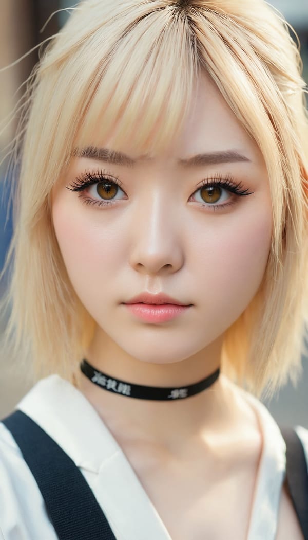 Tags: 21872187, SDXL
{"3": {"inputs": {"seed": 568032695735931, "steps": 64, "cfg": 5.39, "sampler_name": "dpmpp_2m", "scheduler": "karras", "denoise": 1.0, "model": ["27", 0], "positive": ["6", 0], "negative": ["7", 0], "latent_image": ["5", 0]}, "class_type": "KSampler"}, "4": {"inputs": {"ckpt_name": "juggernautxl.safetensors"}, "class_type": "CheckpointLoaderSimple"}, "5": {"inputs": {"width": 768, "height": 1344, "batch_size": 1}, "class_type": "EmptyLatentImage"}, "6": {"inputs": {"text": "27 year old girl, (japanese:1.13), (irish:1.08), (beautiful eyes:1.07), (detailed face:1.12), (blush:0.96), (idol:1.03), (cute:1.05), (seductive facial expression:0.98), (pale skin:1.04), (temptress:0.99), (slim:1.07), (sexy lips:0.99), (eyelashes:1.14), (seductive pose:1.10), (in a seductive pose:0.98), (large perky breasts:0.99), (cleavage:1.04), (thigh gap:1.05), (school uniform:0.95), choker, busy street, (portra:1.05), (detailed skin:1.02), (skin fuzz:1.08), (RAW:1.07), (candid cinema:1.01), (film:1.06), (soft lighting:1.00), (natural looking skin:1.00), (textured skin:1.05)", "clip": ["27", 1]}, "class_type": "CLIPTextEncode"}, "7": {"inputs": {"text": "(twisted:1.14), (bad hands:1.11), (worst quality:1.05), (low resolution:1.11), (watermark:1.12), (open mouth:1.06), (distorted:1.05)", "clip": ["27", 1]}, "class_type": "CLIPTextEncode"}, "8": {"inputs": {"samples": ["3", 0], "vae": ["4", 2]}, "class_type": "VAEDecode"}, "25": {"inputs": {"lora_name": "nudify_xl.safetensors", "strength_model": 0.33, "strength_clip": 0.21, "model": ["4", 0], "clip": ["4", 1]}, "class_type": "LoraLoader"}, "26": {"inputs": {"lora_name": "shirtlift_SDXL_v2.safetensors", "strength_model": 0.13, "strength_clip": 0.03, "model": ["25", 0], "clip": ["25", 1]}, "class_type": "LoraLoader"}, "27": {"inputs": {"lora_name": "PerfectEyesXL.safetensors", "strength_model": 0.04, "strength_clip": 0.16, "model": ["26", 0], "clip": ["26", 1]}, "class_type": "LoraLoader"}, "30": {"inputs": {"model_name": "4x_NMKD-Superscale-SP_178000_G.pth"}, "class_type": "UpscaleModelLoader"}, "31": {"inputs": {"upscale_model": ["30", 0], "image": ["8", 0]}, "class_type": "ImageUpscaleWithModel"}, "32": {"inputs": {"upscale_method": "lanczos", "scale_by": 0.5, "image": ["31", 0]}, "class_type": "ImageScaleBy"}, "33": {"inputs": {"pixels": ["32", 0], "vae": ["4", 2]}, "class_type": "VAEEncode"}, "34": {"inputs": {"seed": 568032695735931, "steps": 64, "cfg": 5.39, "sampler_name": "dpmpp_2m", "scheduler": "karras", "denoise": 0.3, "model": ["27", 0], "positive": ["6", 0], "negative": ["7", 0], "latent_image": ["33", 0]}, "class_type": "KSampler"}, "36": {"inputs": {"samples": ["34", 0], "vae": ["4", 2]}, "class_type": "VAEDecode"}, "39": {"inputs": {"filename_prefix": "comfyapi-1716438281963", "images": ["36", 0]}, "class_type": "SaveImage"}}