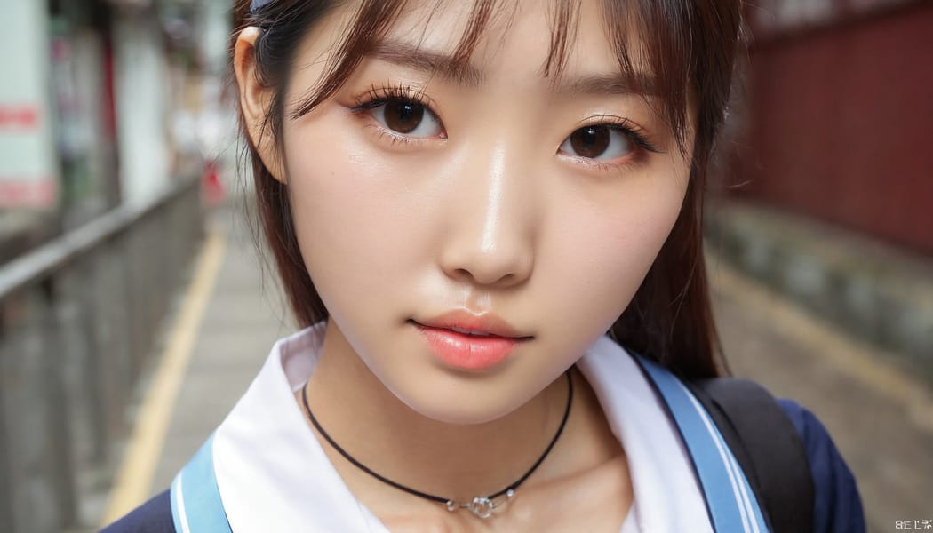 Tags: 21872187, SDXL
{"3": {"inputs": {"seed": 817848620498586, "steps": 32, "cfg": 5.42, "sampler_name": "dpmpp_2m", "scheduler": "karras", "denoise": 1.0, "model": ["27", 0], "positive": ["6", 0], "negative": ["7", 0], "latent_image": ["5", 0]}, "class_type": "KSampler"}, "4": {"inputs": {"ckpt_name": "juggernautxl.safetensors"}, "class_type": "CheckpointLoaderSimple"}, "5": {"inputs": {"width": 1344, "height": 768, "batch_size": 1}, "class_type": "EmptyLatentImage"}, "6": {"inputs": {"text": "27 year old girl, (korean:1.02), (taiwanese:1.06), (beautiful eyes:0.98), (sexy lips:1.14), (seductive facial expression:1.00), (double eyelids:1.13), (eyelashes:1.04), (idol:1.01), (detailed face:1.09), (cute:1.06), (slim:1.11), (seductive pose:0.95), (in a seductive pose:1.12), (large perky breasts:0.98), (cleavage:1.03), (thigh gap:1.08), (school uniform:1.06), choker, busy street, (film:1.09), (detailed skin:1.07), (natural looking skin:1.03), (RAW:1.03), (portra:1.09), (skin fuzz:1.02), (candid cinema:1.02), (textured skin:1.00), (soft lighting:1.09)", "clip": ["27", 1]}, "class_type": "CLIPTextEncode"}, "7": {"inputs": {"text": "(bad hands:1.06), (twisted:1.05), (open mouth:1.05), (distorted:1.07), (worst quality:1.11), (low resolution:1.13), (watermark:1.08)", "clip": ["27", 1]}, "class_type": "CLIPTextEncode"}, "8": {"inputs": {"samples": ["3", 0], "vae": ["4", 2]}, "class_type": "VAEDecode"}, "25": {"inputs": {"lora_name": "nudify_xl.safetensors", "strength_model": 0.24, "strength_clip": 0.24, "model": ["4", 0], "clip": ["4", 1]}, "class_type": "LoraLoader"}, "26": {"inputs": {"lora_name": "shirtlift_SDXL_v2.safetensors", "strength_model": 0.09, "strength_clip": 0.14, "model": ["25", 0], "clip": ["25", 1]}, "class_type": "LoraLoader"}, "27": {"inputs": {"lora_name": "PerfectEyesXL.safetensors", "strength_model": 0.09, "strength_clip": 0.02, "model": ["26", 0], "clip": ["26", 1]}, "class_type": "LoraLoader"}, "30": {"inputs": {"model_name": "4x_NMKD-Superscale-SP_178000_G.pth"}, "class_type": "UpscaleModelLoader"}, "31": {"inputs": {"upscale_model": ["30", 0], "image": ["8", 0]}, "class_type": "ImageUpscaleWithModel"}, "32": {"inputs": {"upscale_method": "lanczos", "scale_by": 0.5, "image": ["31", 0]}, "class_type": "ImageScaleBy"}, "33": {"inputs": {"pixels": ["32", 0], "vae": ["4", 2]}, "class_type": "VAEEncode"}, "34": {"inputs": {"seed": 817848620498586, "steps": 32, "cfg": 5.42, "sampler_name": "dpmpp_2m", "scheduler": "karras", "denoise": 0.3, "model": ["27", 0], "positive": ["6", 0], "negative": ["7", 0], "latent_image": ["33", 0]}, "class_type": "KSampler"}, "36": {"inputs": {"samples": ["34", 0], "vae": ["4", 2]}, "class_type": "VAEDecode"}, "39": {"inputs": {"filename_prefix": "comfyapi-1724099346883", "images": ["36", 0]}, "class_type": "SaveImage"}}