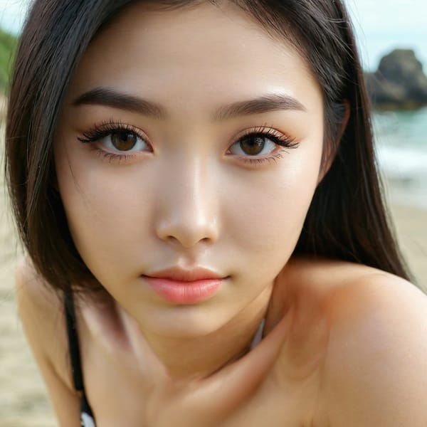 Tags: 21872187, SDXL
{"3": {"inputs": {"seed": 274429867467849, "steps": 64, "cfg": 7.05, "sampler_name": "dpmpp_2m", "scheduler": "karras", "denoise": 1.0, "model": ["27", 0], "positive": ["6", 0], "negative": ["7", 0], "latent_image": ["5", 0]}, "class_type": "KSampler"}, "4": {"inputs": {"ckpt_name": "juggernautxl.safetensors"}, "class_type": "CheckpointLoaderSimple"}, "5": {"inputs": {"width": 1024, "height": 1024, "batch_size": 1}, "class_type": "EmptyLatentImage"}, "6": {"inputs": {"text": "24 year old girl, (ukrainian:0.95), (taiwanese:1.13), (russian:1.09), (cute:1.06), (seductive pose:0.97), (detailed face:0.97), (slim:1.01), (idol:0.95), (beautiful eyes:1.00), (temptress:1.03), (eyelashes:1.10), (seductive facial expression:1.01), (double eyelids:0.98), (sexy lips:0.95), (perky ass:1.12), (exposed ass:1.00), (looking back:1.02), (sexy ass:1.01), (thigh gap:1.07), wearing (bikini:0.98) at a beach, (textured skin:1.06), (candid cinema:1.09), (soft lighting:1.01), (skin fuzz:1.08), (film:1.04), (portra:1.02), (natural looking skin:1.02), (RAW:1.07), (detailed skin:1.02)", "clip": ["27", 1]}, "class_type": "CLIPTextEncode"}, "7": {"inputs": {"text": "(bad hands:1.12), (twisted:1.10), (open mouth:1.10), (watermark:1.11), (distorted:1.13), (worst quality:1.13), (low resolution:1.13)", "clip": ["27", 1]}, "class_type": "CLIPTextEncode"}, "8": {"inputs": {"samples": ["3", 0], "vae": ["4", 2]}, "class_type": "VAEDecode"}, "25": {"inputs": {"lora_name": "nudify_xl.safetensors", "strength_model": 0.23, "strength_clip": 0.11, "model": ["4", 0], "clip": ["4", 1]}, "class_type": "LoraLoader"}, "26": {"inputs": {"lora_name": "shirtlift_SDXL_v2.safetensors", "strength_model": 0.18, "strength_clip": 0.0, "model": ["25", 0], "clip": ["25", 1]}, "class_type": "LoraLoader"}, "27": {"inputs": {"lora_name": "PerfectEyesXL.safetensors", "strength_model": 0.11, "strength_clip": 0.05, "model": ["26", 0], "clip": ["26", 1]}, "class_type": "LoraLoader"}, "30": {"inputs": {"model_name": "4x_NMKD-Superscale-SP_178000_G.pth"}, "class_type": "UpscaleModelLoader"}, "31": {"inputs": {"upscale_model": ["30", 0], "image": ["8", 0]}, "class_type": "ImageUpscaleWithModel"}, "32": {"inputs": {"upscale_method": "lanczos", "scale_by": 0.5, "image": ["31", 0]}, "class_type": "ImageScaleBy"}, "33": {"inputs": {"pixels": ["32", 0], "vae": ["4", 2]}, "class_type": "VAEEncode"}, "34": {"inputs": {"seed": 274429867467849, "steps": 64, "cfg": 7.05, "sampler_name": "dpmpp_2m", "scheduler": "karras", "denoise": 0.3, "model": ["27", 0], "positive": ["6", 0], "negative": ["7", 0], "latent_image": ["33", 0]}, "class_type": "KSampler"}, "36": {"inputs": {"samples": ["34", 0], "vae": ["4", 2]}, "class_type": "VAEDecode"}, "39": {"inputs": {"filename_prefix": "comfyapi-1727018275841", "images": ["36", 0]}, "class_type": "SaveImage"}}