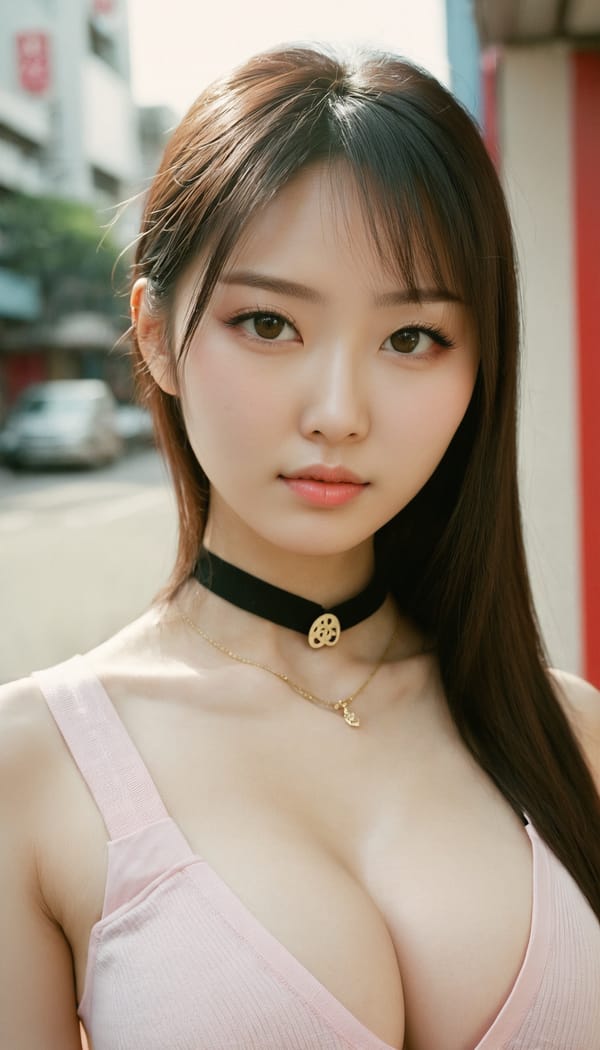 Tags: 21872187, SDXL
{"3": {"inputs": {"seed": 887460686829384, "steps": 64, "cfg": 6.45, "sampler_name": "dpmpp_2m", "scheduler": "karras", "denoise": 1.0, "model": ["27", 0], "positive": ["6", 0], "negative": ["7", 0], "latent_image": ["5", 0]}, "class_type": "KSampler"}, "4": {"inputs": {"ckpt_name": "juggernautxl.safetensors"}, "class_type": "CheckpointLoaderSimple"}, "5": {"inputs": {"width": 768, "height": 1344, "batch_size": 1}, "class_type": "EmptyLatentImage"}, "6": {"inputs": {"text": "28 year old girl, (chinese:0.97), (russian:1.06), (taiwanese:1.06), (slim:1.13), (seductive facial expression:1.11), (beautiful eyes:1.00), (seductive pose:1.04), (eyelashes:1.02), (blush:1.09), (idol:1.04), (pale skin:1.06), (in a seductive pose:1.02), (large perky breasts:1.13), (cleavage:1.12), (thigh gap:1.02), (school uniform:1.01), choker, busy street, (candid cinema:1.03), (textured skin:1.03), (RAW:1.07), (natural looking skin:1.03), (portra:1.05), (film:1.06), (skin fuzz:1.08), (detailed skin:1.06), (soft lighting:1.02)", "clip": ["27", 1]}, "class_type": "CLIPTextEncode"}, "7": {"inputs": {"text": "(watermark:1.08), (twisted:1.06), (low resolution:1.14), (open mouth:1.06), (bad hands:1.05), (distorted:1.08), (worst quality:1.12)", "clip": ["27", 1]}, "class_type": "CLIPTextEncode"}, "8": {"inputs": {"samples": ["3", 0], "vae": ["4", 2]}, "class_type": "VAEDecode"}, "25": {"inputs": {"lora_name": "nudify_xl.safetensors", "strength_model": 0.36, "strength_clip": 0.0, "model": ["4", 0], "clip": ["4", 1]}, "class_type": "LoraLoader"}, "26": {"inputs": {"lora_name": "shirtlift_SDXL_v2.safetensors", "strength_model": 0.1, "strength_clip": 0.04, "model": ["25", 0], "clip": ["25", 1]}, "class_type": "LoraLoader"}, "27": {"inputs": {"lora_name": "PerfectEyesXL.safetensors", "strength_model": 0.1, "strength_clip": 0.01, "model": ["26", 0], "clip": ["26", 1]}, "class_type": "LoraLoader"}, "30": {"inputs": {"model_name": "4x_NMKD-Superscale-SP_178000_G.pth"}, "class_type": "UpscaleModelLoader"}, "31": {"inputs": {"upscale_model": ["30", 0], "image": ["8", 0]}, "class_type": "ImageUpscaleWithModel"}, "32": {"inputs": {"upscale_method": "lanczos", "scale_by": 0.5, "image": ["31", 0]}, "class_type": "ImageScaleBy"}, "33": {"inputs": {"pixels": ["32", 0], "vae": ["4", 2]}, "class_type": "VAEEncode"}, "34": {"inputs": {"seed": 887460686829384, "steps": 64, "cfg": 6.45, "sampler_name": "dpmpp_2m", "scheduler": "karras", "denoise": 0.3, "model": ["27", 0], "positive": ["6", 0], "negative": ["7", 0], "latent_image": ["33", 0]}, "class_type": "KSampler"}, "36": {"inputs": {"samples": ["34", 0], "vae": ["4", 2]}, "class_type": "VAEDecode"}, "39": {"inputs": {"filename_prefix": "comfyapi-1731025493587", "images": ["36", 0]}, "class_type": "SaveImage"}}