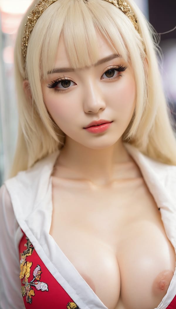 Tags: 21872187, SDXL
{"3": {"inputs": {"seed": 402476447245263, "steps": 32, "cfg": 7.59, "sampler_name": "dpmpp_2m", "scheduler": "karras", "denoise": 1.0, "model": ["27", 0], "positive": ["6", 0], "negative": ["7", 0], "latent_image": ["5", 0]}, "class_type": "KSampler"}, "4": {"inputs": {"ckpt_name": "juggernautxl.safetensors"}, "class_type": "CheckpointLoaderSimple"}, "5": {"inputs": {"width": 768, "height": 1344, "batch_size": 1}, "class_type": "EmptyLatentImage"}, "6": {"inputs": {"text": "26 year old girl, (russian:1.10), (chinese:0.97), (irish:1.00), (beautiful eyes:1.02), (eyelashes:1.14), (pale skin:1.05), (detailed face:1.00), (idol:0.95), (blush:1.01), (seductive facial expression:1.03), (double eyelids:1.09), (sexy lips:1.14), (cute:1.00), (temptress:1.10), (seductive pose:1.07), (in a seductive pose:1.03), (large perky breasts:0.97), (cleavage:1.06), (thigh gap:0.99), (in a cosplay:1.00) at comiket posing for camera, (textured skin:1.09), (natural looking skin:1.06), (soft lighting:1.04), (detailed skin:1.03), (RAW:1.02), (skin fuzz:1.04), (film:1.04), (candid cinema:1.06), (portra:1.03)", "clip": ["27", 1]}, "class_type": "CLIPTextEncode"}, "7": {"inputs": {"text": "(watermark:1.10), (worst quality:1.13), (open mouth:1.09), (distorted:1.07), (bad hands:1.11), (twisted:1.05), (low resolution:1.14)", "clip": ["27", 1]}, "class_type": "CLIPTextEncode"}, "8": {"inputs": {"samples": ["3", 0], "vae": ["4", 2]}, "class_type": "VAEDecode"}, "25": {"inputs": {"lora_name": "nudify_xl.safetensors", "strength_model": 0.36, "strength_clip": 0.19, "model": ["4", 0], "clip": ["4", 1]}, "class_type": "LoraLoader"}, "26": {"inputs": {"lora_name": "shirtlift_SDXL_v2.safetensors", "strength_model": 0.08, "strength_clip": 0.06, "model": ["25", 0], "clip": ["25", 1]}, "class_type": "LoraLoader"}, "27": {"inputs": {"lora_name": "PerfectEyesXL.safetensors", "strength_model": 0.05, "strength_clip": 0.14, "model": ["26", 0], "clip": ["26", 1]}, "class_type": "LoraLoader"}, "30": {"inputs": {"model_name": "4x_NMKD-Superscale-SP_178000_G.pth"}, "class_type": "UpscaleModelLoader"}, "31": {"inputs": {"upscale_model": ["30", 0], "image": ["8", 0]}, "class_type": "ImageUpscaleWithModel"}, "32": {"inputs": {"upscale_method": "lanczos", "scale_by": 0.5, "image": ["31", 0]}, "class_type": "ImageScaleBy"}, "33": {"inputs": {"pixels": ["32", 0], "vae": ["4", 2]}, "class_type": "VAEEncode"}, "34": {"inputs": {"seed": 402476447245263, "steps": 32, "cfg": 7.59, "sampler_name": "dpmpp_2m", "scheduler": "karras", "denoise": 0.3, "model": ["27", 0], "positive": ["6", 0], "negative": ["7", 0], "latent_image": ["33", 0]}, "class_type": "KSampler"}, "36": {"inputs": {"samples": ["34", 0], "vae": ["4", 2]}, "class_type": "VAEDecode"}, "39": {"inputs": {"filename_prefix": "comfyapi-1733674291343", "images": ["36", 0]}, "class_type": "SaveImage"}}