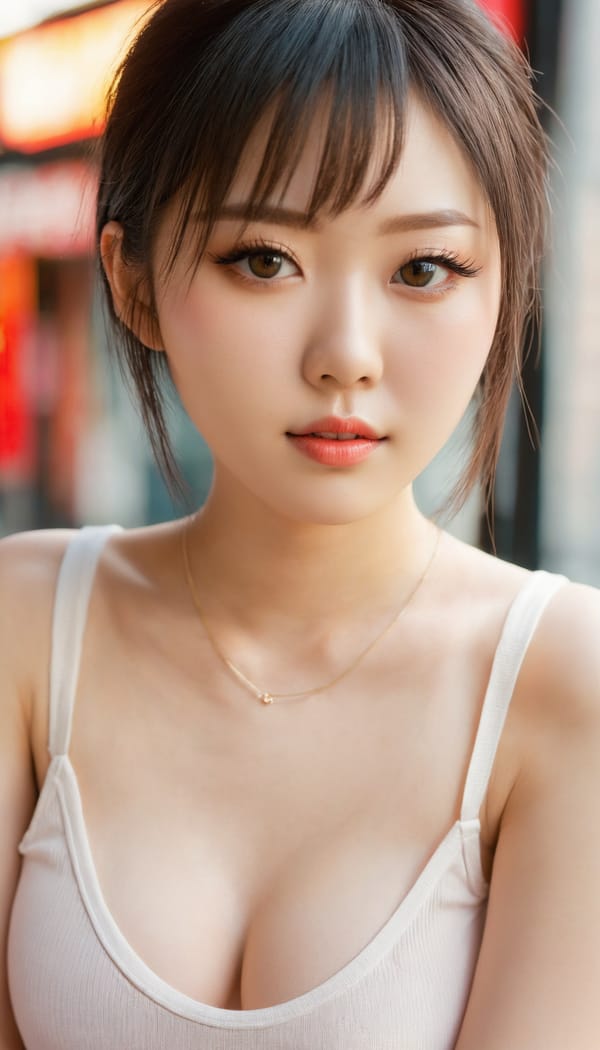 Tags: 21872187, SDXL
{"3": {"inputs": {"seed": 235875513462337, "steps": 64, "cfg": 6.2, "sampler_name": "dpmpp_2m", "scheduler": "karras", "denoise": 1.0, "model": ["27", 0], "positive": ["6", 0], "negative": ["7", 0], "latent_image": ["5", 0]}, "class_type": "KSampler"}, "4": {"inputs": {"ckpt_name": "juggernautxl.safetensors"}, "class_type": "CheckpointLoaderSimple"}, "5": {"inputs": {"width": 768, "height": 1344, "batch_size": 1}, "class_type": "EmptyLatentImage"}, "6": {"inputs": {"text": "23 year old girl, (japanese:1.14), (blush:1.09), (seductive pose:1.01), (pale skin:1.04), (beautiful eyes:1.08), (detailed face:1.09), (sexy lips:1.02), (slim:1.12), (temptress:0.96), (double eyelids:1.14), (eyelashes:1.08), (seductive facial expression:0.96), (cute:1.02), (in a seductive pose:1.03), (large perky breasts:0.96), (cleavage:0.97), (thigh gap:1.08), (white tanktop:1.13), busy street, (textured skin:1.03), (film:1.01), (detailed skin:1.07), (RAW:1.00), (candid cinema:1.01), (natural looking skin:1.07), (skin fuzz:1.01), (portra:1.05), (soft lighting:1.04)", "clip": ["27", 1]}, "class_type": "CLIPTextEncode"}, "7": {"inputs": {"text": "(watermark:1.07), (distorted:1.07), (worst quality:1.08), (bad hands:1.13), (low resolution:1.10), (twisted:1.13), (open mouth:1.07)", "clip": ["27", 1]}, "class_type": "CLIPTextEncode"}, "8": {"inputs": {"samples": ["3", 0], "vae": ["4", 2]}, "class_type": "VAEDecode"}, "25": {"inputs": {"lora_name": "nudify_xl.safetensors", "strength_model": 0.31, "strength_clip": 0.01, "model": ["4", 0], "clip": ["4", 1]}, "class_type": "LoraLoader"}, "26": {"inputs": {"lora_name": "shirtlift_SDXL_v2.safetensors", "strength_model": 0.07, "strength_clip": 0.04, "model": ["25", 0], "clip": ["25", 1]}, "class_type": "LoraLoader"}, "27": {"inputs": {"lora_name": "PerfectEyesXL.safetensors", "strength_model": 0.12, "strength_clip": 0.18, "model": ["26", 0], "clip": ["26", 1]}, "class_type": "LoraLoader"}, "30": {"inputs": {"model_name": "4x_NMKD-Superscale-SP_178000_G.pth"}, "class_type": "UpscaleModelLoader"}, "31": {"inputs": {"upscale_model": ["30", 0], "image": ["8", 0]}, "class_type": "ImageUpscaleWithModel"}, "32": {"inputs": {"upscale_method": "lanczos", "scale_by": 0.5, "image": ["31", 0]}, "class_type": "ImageScaleBy"}, "33": {"inputs": {"pixels": ["32", 0], "vae": ["4", 2]}, "class_type": "VAEEncode"}, "34": {"inputs": {"seed": 235875513462337, "steps": 64, "cfg": 6.2, "sampler_name": "dpmpp_2m", "scheduler": "karras", "denoise": 0.3, "model": ["27", 0], "positive": ["6", 0], "negative": ["7", 0], "latent_image": ["33", 0]}, "class_type": "KSampler"}, "36": {"inputs": {"samples": ["34", 0], "vae": ["4", 2]}, "class_type": "VAEDecode"}, "39": {"inputs": {"filename_prefix": "comfyapi-1713500357059", "images": ["36", 0]}, "class_type": "SaveImage"}}