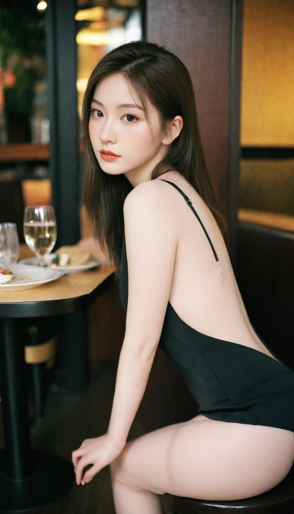 Tags: 21872187, SDXL
{"3": {"inputs": {"seed": 484099276890485, "steps": 64, "cfg": 6.0, "sampler_name": "dpmpp_2m", "scheduler": "karras", "denoise": 1.0, "model": ["27", 0], "positive": ["6", 0], "negative": ["7", 0], "latent_image": ["5", 0]}, "class_type": "KSampler"}, "4": {"inputs": {"ckpt_name": "leosamsHelloworldSDXL_helloworldSDXL32DPO.safetensors"}, "class_type": "CheckpointLoaderSimple"}, "5": {"inputs": {"width": 768, "height": 1344, "batch_size": 1}, "class_type": "EmptyLatentImage"}, "6": {"inputs": {"text": "20 year old girl, (pale skin:1.03), (eyelashes:1.01), (beautiful eyes:1.07), (double eyelids:0.95), (slim:1.04), (detailed face:0.97), (blush:1.05), (sexy lips:1.02), (idol:0.97), (temptress:1.10), (cute:1.01), (on all fours:1.00), (spreading ass cheeks:1.04), (from behind:1.13), (backboob:1.04), (wearing a little black dress:1.11) at a fine dining restaurant, (detailed skin:1.01), (natural looking skin:1.05), (candid cinema:1.02), (textured skin:1.05), (film:1.03), (RAW:1.09), (soft lighting:1.02), (portra:1.05), (skin fuzz:1.08)", "clip": ["27", 1]}, "class_type": "CLIPTextEncode"}, "7": {"inputs": {"text": "(worst quality:1.07), (distorted:1.10), (low resolution:1.11), (twisted:1.08), (watermark:1.12), (open mouth:1.07), (bad hands:1.14)", "clip": ["27", 1]}, "class_type": "CLIPTextEncode"}, "8": {"inputs": {"samples": ["3", 0], "vae": ["4", 2]}, "class_type": "VAEDecode"}, "25": {"inputs": {"lora_name": "nudify_xl.safetensors", "strength_model": 0.11, "strength_clip": 0.05, "model": ["4", 0], "clip": ["4", 1]}, "class_type": "LoraLoader"}, "26": {"inputs": {"lora_name": "shirtlift_SDXL_v2.safetensors", "strength_model": 0.13, "strength_clip": 0.06, "model": ["25", 0], "clip": ["25", 1]}, "class_type": "LoraLoader"}, "27": {"inputs": {"lora_name": "PerfectEyesXL.safetensors", "strength_model": 0.04, "strength_clip": 0.15, "model": ["26", 0], "clip": ["26", 1]}, "class_type": "LoraLoader"}, "30": {"inputs": {"model_name": "4x_NMKD-Superscale-SP_178000_G.pth"}, "class_type": "UpscaleModelLoader"}, "31": {"inputs": {"upscale_model": ["30", 0], "image": ["8", 0]}, "class_type": "ImageUpscaleWithModel"}, "32": {"inputs": {"upscale_method": "lanczos", "scale_by": 0.5, "image": ["31", 0]}, "class_type": "ImageScaleBy"}, "33": {"inputs": {"pixels": ["32", 0], "vae": ["4", 2]}, "class_type": "VAEEncode"}, "34": {"inputs": {"seed": 484099276890485, "steps": 64, "cfg": 6.0, "sampler_name": "dpmpp_2m", "scheduler": "karras", "denoise": 0.3, "model": ["27", 0], "positive": ["6", 0], "negative": ["7", 0], "latent_image": ["33", 0]}, "class_type": "KSampler"}, "36": {"inputs": {"samples": ["34", 0], "vae": ["4", 2]}, "class_type": "VAEDecode"}, "39": {"inputs": {"filename_prefix": "comfyapi-1707270892074", "images": ["36", 0]}, "class_type": "SaveImage"}}