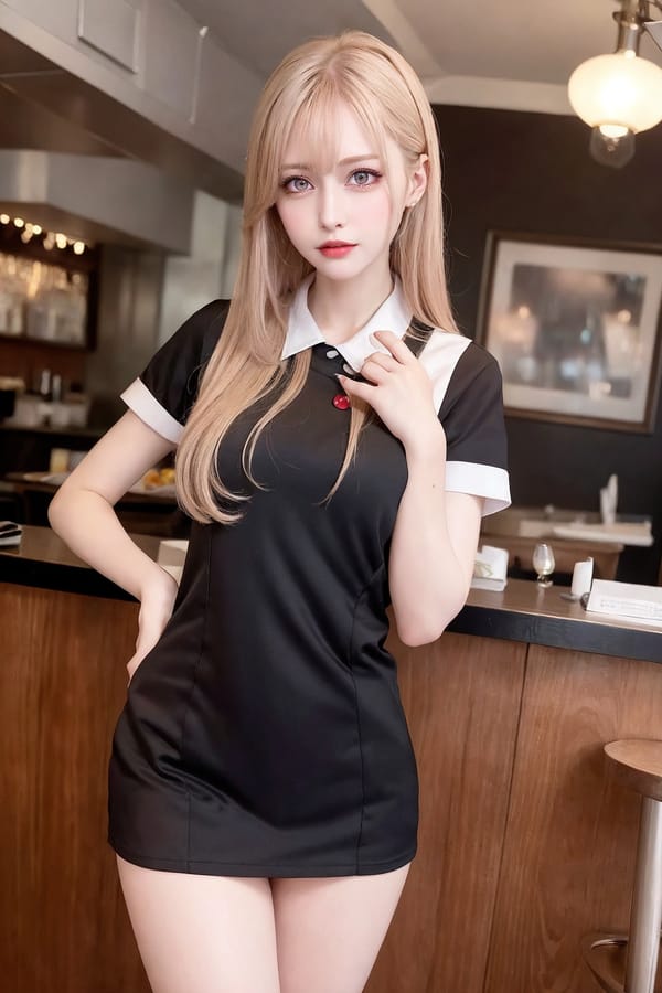 Tags: 21872187
<lora:mix4:0.44>, <lora:JapaneseDollLikeness_v15:0.31>, <lora:taiwanDollLikeness_v20:0.29>, <lora:YaeMiko_Test:0.74>, (ukrainian:0.99), (waitress wearing uniform:0.97), restaurant, <lora:skirtlift-v4:0.87 <lora:Addams:0.21>, extremely detailed eyes, cute, sexy lips, seductive smile, double eyelids, eyelashes, pale skin, textured skin, RAW, hyper realistic, tall, (long slim legs:1.07), (thigh gap:1.14), blush, 1girl, solo, (stunningly attractive:1.02), (dramatic:1.08)
Negative prompt: disfigured, (worst quality:1.96)
Steps: 32, Sampler: DPM++ 2M Karras, CFG scale: 6.43, Seed: 3107588393, Size: 512x768, Model hash: fc2511737a, Model: chilloutmix_NiPrunedFp32Fix, Seed resize from: -1x-1, Denoising strength: 0.4, Version: v1.2.1, Hires upscale: 2.5, Hires steps: 64, Hires upscaler: ESRGAN_4x