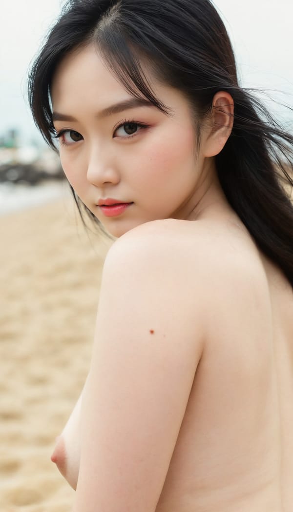 Tags: 21872187, SDXL
{"3": {"inputs": {"seed": 479705019159505, "steps": 64, "cfg": 6.64, "sampler_name": "dpmpp_2m", "scheduler": "karras", "denoise": 1.0, "model": ["27", 0], "positive": ["6", 0], "negative": ["7", 0], "latent_image": ["5", 0]}, "class_type": "KSampler"}, "4": {"inputs": {"ckpt_name": "juggernautXL_v8Rundiffusion.safetensors"}, "class_type": "CheckpointLoaderSimple"}, "5": {"inputs": {"width": 768, "height": 1344, "batch_size": 1}, "class_type": "EmptyLatentImage"}, "6": {"inputs": {"text": "22 year old girl, (taiwanese:0.97), (japanese:1.10), (ukrainian:1.06), (blush:1.10), (sexy lips:1.04), (detailed face:1.00), (beautiful eyes:1.01), (temptress:1.01), (eyelashes:0.99), (pale skin:1.07), (idol:1.09), (seductive facial expression:1.13), (slim:0.99), (seductive pose:0.95), (double eyelids:1.10), (cute:0.99), (on all fours:1.08), (spreading ass cheeks:1.03), (from behind:1.01), (backboob:1.06), strolling (nude:1.06) at a beach, (textured skin:1.07), (natural looking skin:1.04), (soft lighting:1.08), (portra:1.08), (detailed skin:1.08), (RAW:1.02), (candid cinema:1.09), (skin fuzz:1.01), (film:1.05)", "clip": ["27", 1]}, "class_type": "CLIPTextEncode"}, "7": {"inputs": {"text": "(low resolution:1.08), (bad hands:1.09), (twisted:1.14), (worst quality:1.10), (distorted:1.10), (open mouth:1.09), (watermark:1.09)", "clip": ["27", 1]}, "class_type": "CLIPTextEncode"}, "8": {"inputs": {"samples": ["3", 0], "vae": ["4", 2]}, "class_type": "VAEDecode"}, "25": {"inputs": {"lora_name": "nudify_xl.safetensors", "strength_model": 0.09, "strength_clip": 0.11, "model": ["4", 0], "clip": ["4", 1]}, "class_type": "LoraLoader"}, "26": {"inputs": {"lora_name": "shirtlift_SDXL_v2.safetensors", "strength_model": 0.05, "strength_clip": 0.0, "model": ["25", 0], "clip": ["25", 1]}, "class_type": "LoraLoader"}, "27": {"inputs": {"lora_name": "PerfectEyesXL.safetensors", "strength_model": 0.1, "strength_clip": 0.15, "model": ["26", 0], "clip": ["26", 1]}, "class_type": "LoraLoader"}, "30": {"inputs": {"model_name": "4x_NMKD-Superscale-SP_178000_G.pth"}, "class_type": "UpscaleModelLoader"}, "31": {"inputs": {"upscale_model": ["30", 0], "image": ["8", 0]}, "class_type": "ImageUpscaleWithModel"}, "32": {"inputs": {"upscale_method": "lanczos", "scale_by": 0.5, "image": ["31", 0]}, "class_type": "ImageScaleBy"}, "33": {"inputs": {"pixels": ["32", 0], "vae": ["4", 2]}, "class_type": "VAEEncode"}, "34": {"inputs": {"seed": 479705019159505, "steps": 64, "cfg": 6.64, "sampler_name": "dpmpp_2m", "scheduler": "karras", "denoise": 0.3, "model": ["27", 0], "positive": ["6", 0], "negative": ["7", 0], "latent_image": ["33", 0]}, "class_type": "KSampler"}, "36": {"inputs": {"samples": ["34", 0], "vae": ["4", 2]}, "class_type": "VAEDecode"}, "39": {"inputs": {"filename_prefix": "comfyapi-1707934552193", "images": ["36", 0]}, "class_type": "SaveImage"}}