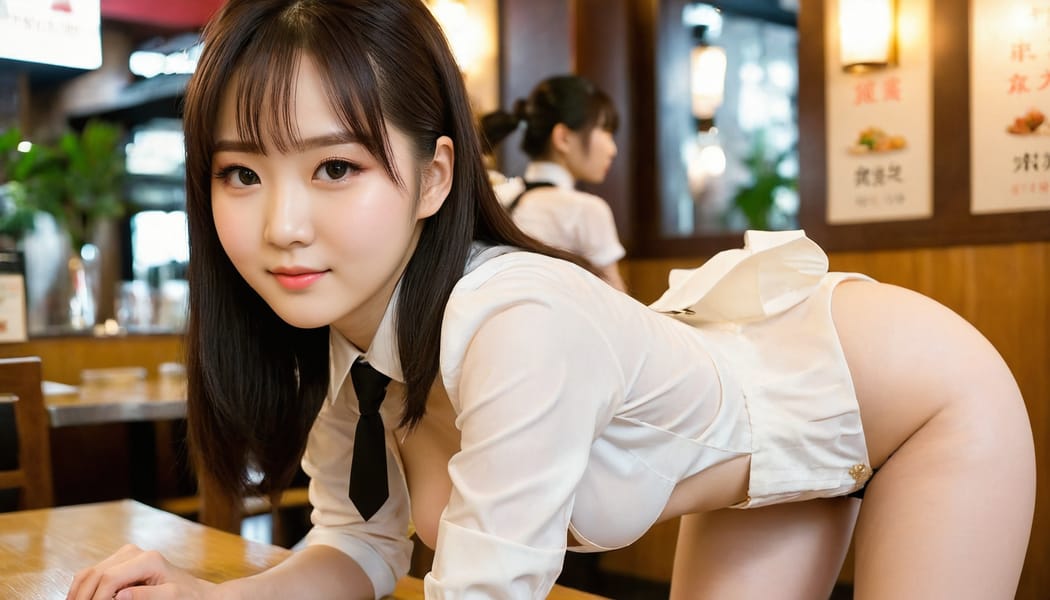 Tags: 21872187, SDXL
{"3": {"inputs": {"seed": 665115078796314, "steps": 64, "cfg": 7.58, "sampler_name": "dpmpp_2m", "scheduler": "karras", "denoise": 1.0, "model": ["27", 0], "positive": ["6", 0], "negative": ["7", 0], "latent_image": ["5", 0]}, "class_type": "KSampler"}, "4": {"inputs": {"ckpt_name": "juggernautXL_v8Rundiffusion.safetensors"}, "class_type": "CheckpointLoaderSimple"}, "5": {"inputs": {"width": 1344, "height": 768, "batch_size": 1}, "class_type": "EmptyLatentImage"}, "6": {"inputs": {"text": "24 year old girl, (korean:1.00), (japanese:1.10), (russian:1.00), (chinese:1.12), (detailed face:0.96), (cute:1.04), (idol:0.95), (seductive pose:1.02), (slim:0.95), (sexy lips:1.13), (pale skin:1.02), (seductive facial expression:1.04), (blush:1.10), (eyelashes:1.11), (beautiful eyes:1.00), (temptress:1.03), (on all fours:1.06), (spreading ass cheeks:1.10), (from behind:1.02), (backboob:1.10), (a waitress in uniform:1.02) working at a restaurant, (natural looking skin:1.00), (soft lighting:1.07), (film:1.07), (skin fuzz:1.04), (RAW:1.06), (portra:1.03), (textured skin:1.09), (candid cinema:1.08), (detailed skin:1.01)", "clip": ["27", 1]}, "class_type": "CLIPTextEncode"}, "7": {"inputs": {"text": "(distorted:1.10), (bad hands:1.13), (worst quality:1.08), (watermark:1.06), (twisted:1.06), (open mouth:1.06), (low resolution:1.10)", "clip": ["27", 1]}, "class_type": "CLIPTextEncode"}, "8": {"inputs": {"samples": ["3", 0], "vae": ["4", 2]}, "class_type": "VAEDecode"}, "25": {"inputs": {"lora_name": "nudify_xl.safetensors", "strength_model": 0.35, "strength_clip": 0.1, "model": ["4", 0], "clip": ["4", 1]}, "class_type": "LoraLoader"}, "26": {"inputs": {"lora_name": "shirtlift_SDXL_v2.safetensors", "strength_model": 0.14, "strength_clip": 0.02, "model": ["25", 0], "clip": ["25", 1]}, "class_type": "LoraLoader"}, "27": {"inputs": {"lora_name": "PerfectEyesXL.safetensors", "strength_model": 0.0, "strength_clip": 0.01, "model": ["26", 0], "clip": ["26", 1]}, "class_type": "LoraLoader"}, "30": {"inputs": {"model_name": "4x_NMKD-Superscale-SP_178000_G.pth"}, "class_type": "UpscaleModelLoader"}, "31": {"inputs": {"upscale_model": ["30", 0], "image": ["8", 0]}, "class_type": "ImageUpscaleWithModel"}, "32": {"inputs": {"upscale_method": "lanczos", "scale_by": 0.5, "image": ["31", 0]}, "class_type": "ImageScaleBy"}, "33": {"inputs": {"pixels": ["32", 0], "vae": ["4", 2]}, "class_type": "VAEEncode"}, "34": {"inputs": {"seed": 665115078796314, "steps": 64, "cfg": 7.58, "sampler_name": "dpmpp_2m", "scheduler": "karras", "denoise": 0.3, "model": ["27", 0], "positive": ["6", 0], "negative": ["7", 0], "latent_image": ["33", 0]}, "class_type": "KSampler"}, "36": {"inputs": {"samples": ["34", 0], "vae": ["4", 2]}, "class_type": "VAEDecode"}, "39": {"inputs": {"filename_prefix": "comfyapi-1707541973150", "images": ["36", 0]}, "class_type": "SaveImage"}}