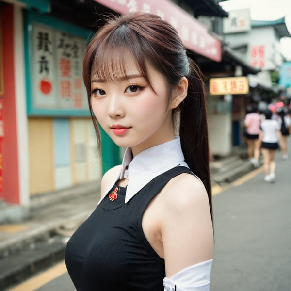 Tags: 21872187, SDXL
{"3": {"inputs": {"seed": 933215568205993, "steps": 32, "cfg": 7.99, "sampler_name": "dpmpp_2m", "scheduler": "karras", "denoise": 1.0, "model": ["27", 0], "positive": ["6", 0], "negative": ["7", 0], "latent_image": ["5", 0]}, "class_type": "KSampler"}, "4": {"inputs": {"ckpt_name": "juggernautxl.safetensors"}, "class_type": "CheckpointLoaderSimple"}, "5": {"inputs": {"width": 1024, "height": 1024, "batch_size": 1}, "class_type": "EmptyLatentImage"}, "6": {"inputs": {"text": "25 year old girl, (chinese:1.13), (taiwanese:1.11), (japanese:1.14), (cute:1.01), (seductive pose:1.10), (pale skin:1.07), (eyelashes:1.12), (blush:1.10), (beautiful eyes:0.96), (double eyelids:1.05), (slim:1.11), (temptress:1.10), (sexy lips:1.13), (idol:0.96), (seductive facial expression:1.14), (detailed face:0.97), (perky ass:1.10), (exposed ass:1.10), (looking back:1.01), (sexy ass:1.14), (thigh gap:1.05), (school uniform:0.95), choker, busy street, (textured skin:1.08), (soft lighting:1.02), (candid cinema:1.02), (film:1.01), (portra:1.00), (RAW:1.00), (detailed skin:1.03), (natural looking skin:1.08), (skin fuzz:1.09)", "clip": ["27", 1]}, "class_type": "CLIPTextEncode"}, "7": {"inputs": {"text": "(twisted:1.06), (distorted:1.06), (watermark:1.11), (open mouth:1.11), (worst quality:1.08), (low resolution:1.12), (bad hands:1.12)", "clip": ["27", 1]}, "class_type": "CLIPTextEncode"}, "8": {"inputs": {"samples": ["3", 0], "vae": ["4", 2]}, "class_type": "VAEDecode"}, "25": {"inputs": {"lora_name": "nudify_xl.safetensors", "strength_model": 0.16, "strength_clip": 0.17, "model": ["4", 0], "clip": ["4", 1]}, "class_type": "LoraLoader"}, "26": {"inputs": {"lora_name": "shirtlift_SDXL_v2.safetensors", "strength_model": 0.12, "strength_clip": 0.11, "model": ["25", 0], "clip": ["25", 1]}, "class_type": "LoraLoader"}, "27": {"inputs": {"lora_name": "PerfectEyesXL.safetensors", "strength_model": 0.1, "strength_clip": 0.04, "model": ["26", 0], "clip": ["26", 1]}, "class_type": "LoraLoader"}, "30": {"inputs": {"model_name": "4x_NMKD-Superscale-SP_178000_G.pth"}, "class_type": "UpscaleModelLoader"}, "31": {"inputs": {"upscale_model": ["30", 0], "image": ["8", 0]}, "class_type": "ImageUpscaleWithModel"}, "32": {"inputs": {"upscale_method": "lanczos", "scale_by": 0.5, "image": ["31", 0]}, "class_type": "ImageScaleBy"}, "33": {"inputs": {"pixels": ["32", 0], "vae": ["4", 2]}, "class_type": "VAEEncode"}, "34": {"inputs": {"seed": 933215568205993, "steps": 32, "cfg": 7.99, "sampler_name": "dpmpp_2m", "scheduler": "karras", "denoise": 0.3, "model": ["27", 0], "positive": ["6", 0], "negative": ["7", 0], "latent_image": ["33", 0]}, "class_type": "KSampler"}, "36": {"inputs": {"samples": ["34", 0], "vae": ["4", 2]}, "class_type": "VAEDecode"}, "39": {"inputs": {"filename_prefix": "comfyapi-1714591460939", "images": ["36", 0]}, "class_type": "SaveImage"}}