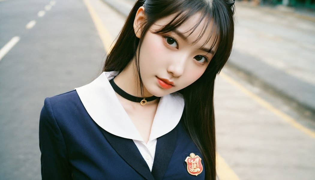 Tags: 21872187, SDXL
{"3": {"inputs": {"seed": 734908274761034, "steps": 32, "cfg": 7.65, "sampler_name": "dpmpp_2m", "scheduler": "karras", "denoise": 1.0, "model": ["27", 0], "positive": ["6", 0], "negative": ["7", 0], "latent_image": ["5", 0]}, "class_type": "KSampler"}, "4": {"inputs": {"ckpt_name": "helloworldxl.safetensors"}, "class_type": "CheckpointLoaderSimple"}, "5": {"inputs": {"width": 1344, "height": 768, "batch_size": 1}, "class_type": "EmptyLatentImage"}, "6": {"inputs": {"text": "24 year old girl, (chinese:0.97), (slim:0.96), (blush:1.07), (seductive facial expression:1.12), (detailed face:1.11), (idol:1.05), (seductive pose:0.97), (beautiful eyes:1.01), (pale skin:1.10), (double eyelids:1.09), (eyelashes:1.02), (cute:0.97), (temptress:1.05), (in a seductive pose:1.08), (large perky breasts:1.05), (cleavage:1.01), (thigh gap:1.00), (school uniform:0.99), choker, busy street, (natural looking skin:1.08), (RAW:1.02), (film:1.04), (textured skin:1.05), (soft lighting:1.09), (candid cinema:1.04), (skin fuzz:1.06), (detailed skin:1.04), (portra:1.08)", "clip": ["27", 1]}, "class_type": "CLIPTextEncode"}, "7": {"inputs": {"text": "(distorted:1.14), (twisted:1.12), (watermark:1.05), (low resolution:1.14), (open mouth:1.13), (bad hands:1.06), (worst quality:1.10)", "clip": ["27", 1]}, "class_type": "CLIPTextEncode"}, "8": {"inputs": {"samples": ["3", 0], "vae": ["4", 2]}, "class_type": "VAEDecode"}, "25": {"inputs": {"lora_name": "nudify_xl.safetensors", "strength_model": 0.16, "strength_clip": 0.18, "model": ["4", 0], "clip": ["4", 1]}, "class_type": "LoraLoader"}, "26": {"inputs": {"lora_name": "shirtlift_SDXL_v2.safetensors", "strength_model": 0.15, "strength_clip": 0.01, "model": ["25", 0], "clip": ["25", 1]}, "class_type": "LoraLoader"}, "27": {"inputs": {"lora_name": "PerfectEyesXL.safetensors", "strength_model": 0.07, "strength_clip": 0.17, "model": ["26", 0], "clip": ["26", 1]}, "class_type": "LoraLoader"}, "30": {"inputs": {"model_name": "4x_NMKD-Superscale-SP_178000_G.pth"}, "class_type": "UpscaleModelLoader"}, "31": {"inputs": {"upscale_model": ["30", 0], "image": ["8", 0]}, "class_type": "ImageUpscaleWithModel"}, "32": {"inputs": {"upscale_method": "lanczos", "scale_by": 0.5, "image": ["31", 0]}, "class_type": "ImageScaleBy"}, "33": {"inputs": {"pixels": ["32", 0], "vae": ["4", 2]}, "class_type": "VAEEncode"}, "34": {"inputs": {"seed": 734908274761034, "steps": 32, "cfg": 7.65, "sampler_name": "dpmpp_2m", "scheduler": "karras", "denoise": 0.3, "model": ["27", 0], "positive": ["6", 0], "negative": ["7", 0], "latent_image": ["33", 0]}, "class_type": "KSampler"}, "36": {"inputs": {"samples": ["34", 0], "vae": ["4", 2]}, "class_type": "VAEDecode"}, "39": {"inputs": {"filename_prefix": "comfyapi-1714633180243", "images": ["36", 0]}, "class_type": "SaveImage"}}