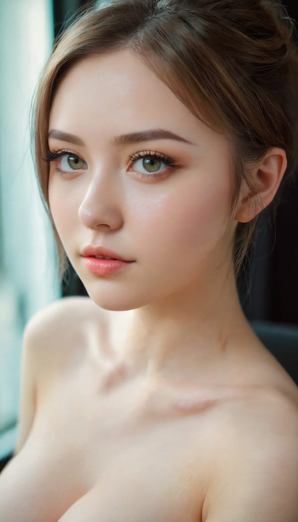 Tags: 21872187, SDXL
{"3": {"inputs": {"seed": 238888470811375, "steps": 32, "cfg": 6.26, "sampler_name": "dpmpp_2m", "scheduler": "karras", "denoise": 1.0, "model": ["27", 0], "positive": ["6", 0], "negative": ["7", 0], "latent_image": ["5", 0]}, "class_type": "KSampler"}, "4": {"inputs": {"ckpt_name": "juggernautxl.safetensors"}, "class_type": "CheckpointLoaderSimple"}, "5": {"inputs": {"width": 768, "height": 1344, "batch_size": 1}, "class_type": "EmptyLatentImage"}, "6": {"inputs": {"text": "25 year old girl, (ukrainian:1.11), (double eyelids:0.97), (beautiful eyes:1.00), (detailed face:1.13), (eyelashes:1.06), (temptress:1.03), (seductive facial expression:1.12), (seductive pose:1.04), (blush:0.99), (idol:1.06), (cute:1.02), (sexy lips:0.95), (slim:1.14), (pale skin:1.10), (in a seductive pose:1.02), (large perky breasts:0.95), (cleavage:1.00), (thigh gap:1.13), (an office lady:0.97), (RAW:1.05), (textured skin:1.02), (detailed skin:1.04), (soft lighting:1.00), (skin fuzz:1.02), (candid cinema:1.00), (natural looking skin:1.05), (portra:1.08), (film:1.03)", "clip": ["27", 1]}, "class_type": "CLIPTextEncode"}, "7": {"inputs": {"text": "(bad hands:1.07), (low resolution:1.13), (distorted:1.05), (worst quality:1.14), (watermark:1.05), (twisted:1.08), (open mouth:1.07)", "clip": ["27", 1]}, "class_type": "CLIPTextEncode"}, "8": {"inputs": {"samples": ["3", 0], "vae": ["4", 2]}, "class_type": "VAEDecode"}, "25": {"inputs": {"lora_name": "nudify_xl.safetensors", "strength_model": 0.02, "strength_clip": 0.37, "model": ["4", 0], "clip": ["4", 1]}, "class_type": "LoraLoader"}, "26": {"inputs": {"lora_name": "shirtlift_SDXL_v2.safetensors", "strength_model": 0.15, "strength_clip": 0.16, "model": ["25", 0], "clip": ["25", 1]}, "class_type": "LoraLoader"}, "27": {"inputs": {"lora_name": "PerfectEyesXL.safetensors", "strength_model": 0.05, "strength_clip": 0.08, "model": ["26", 0], "clip": ["26", 1]}, "class_type": "LoraLoader"}, "30": {"inputs": {"model_name": "4x_NMKD-Superscale-SP_178000_G.pth"}, "class_type": "UpscaleModelLoader"}, "31": {"inputs": {"upscale_model": ["30", 0], "image": ["8", 0]}, "class_type": "ImageUpscaleWithModel"}, "32": {"inputs": {"upscale_method": "lanczos", "scale_by": 0.5, "image": ["31", 0]}, "class_type": "ImageScaleBy"}, "33": {"inputs": {"pixels": ["32", 0], "vae": ["4", 2]}, "class_type": "VAEEncode"}, "34": {"inputs": {"seed": 238888470811375, "steps": 32, "cfg": 6.26, "sampler_name": "dpmpp_2m", "scheduler": "karras", "denoise": 0.3, "model": ["27", 0], "positive": ["6", 0], "negative": ["7", 0], "latent_image": ["33", 0]}, "class_type": "KSampler"}, "36": {"inputs": {"samples": ["34", 0], "vae": ["4", 2]}, "class_type": "VAEDecode"}, "39": {"inputs": {"filename_prefix": "comfyapi-1711080909373", "images": ["36", 0]}, "class_type": "SaveImage"}}