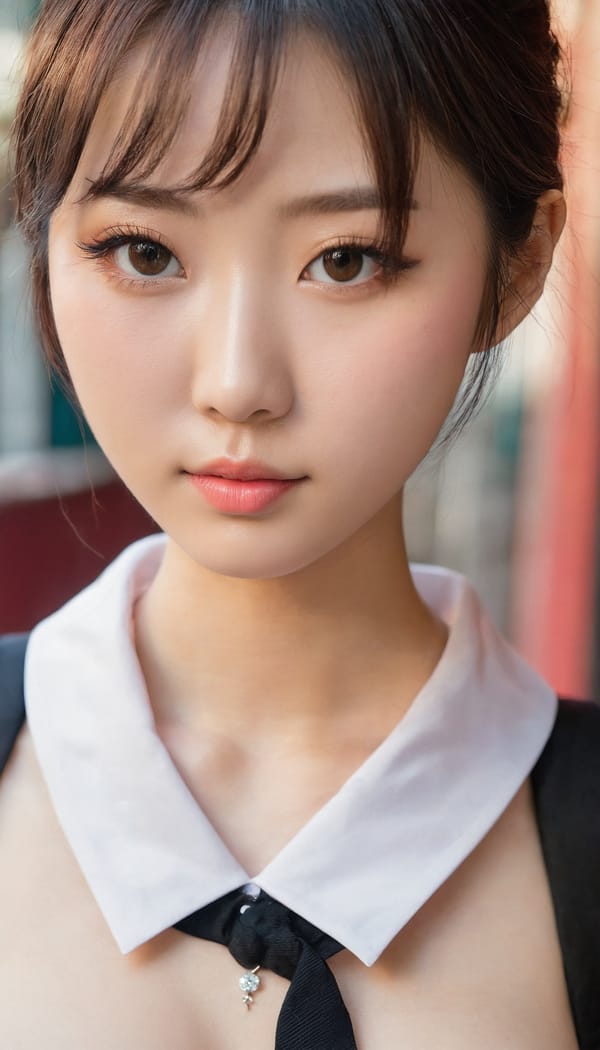 Tags: 21872187, SDXL
{"3": {"inputs": {"seed": 536147266612897, "steps": 64, "cfg": 5.07, "sampler_name": "dpmpp_2m", "scheduler": "karras", "denoise": 1.0, "model": ["27", 0], "positive": ["6", 0], "negative": ["7", 0], "latent_image": ["5", 0]}, "class_type": "KSampler"}, "4": {"inputs": {"ckpt_name": "juggernautxl.safetensors"}, "class_type": "CheckpointLoaderSimple"}, "5": {"inputs": {"width": 768, "height": 1344, "batch_size": 1}, "class_type": "EmptyLatentImage"}, "6": {"inputs": {"text": "27 year old girl, (japanese:1.13), (chinese:1.08), (beautiful eyes:1.04), (detailed face:1.04), (eyelashes:0.99), (blush:1.12), (pale skin:0.96), (double eyelids:0.99), (slim:0.99), (temptress:1.04), (seductive pose:1.11), (cute:1.08), (seductive facial expression:1.14), (in a seductive pose:1.03), (large perky breasts:1.10), (cleavage:1.03), (thigh gap:1.01), (school uniform:1.13), choker, busy street, (natural looking skin:1.03), (skin fuzz:1.05), (soft lighting:1.02), (candid cinema:1.08), (film:1.07), (detailed skin:1.09), (textured skin:1.01), (RAW:1.07), (portra:1.04)", "clip": ["27", 1]}, "class_type": "CLIPTextEncode"}, "7": {"inputs": {"text": "(open mouth:1.08), (watermark:1.11), (distorted:1.05), (bad hands:1.06), (twisted:1.14), (worst quality:1.14), (low resolution:1.09)", "clip": ["27", 1]}, "class_type": "CLIPTextEncode"}, "8": {"inputs": {"samples": ["3", 0], "vae": ["4", 2]}, "class_type": "VAEDecode"}, "25": {"inputs": {"lora_name": "nudify_xl.safetensors", "strength_model": 0.02, "strength_clip": 0.29, "model": ["4", 0], "clip": ["4", 1]}, "class_type": "LoraLoader"}, "26": {"inputs": {"lora_name": "shirtlift_SDXL_v2.safetensors", "strength_model": 0.06, "strength_clip": 0.11, "model": ["25", 0], "clip": ["25", 1]}, "class_type": "LoraLoader"}, "27": {"inputs": {"lora_name": "PerfectEyesXL.safetensors", "strength_model": 0.01, "strength_clip": 0.16, "model": ["26", 0], "clip": ["26", 1]}, "class_type": "LoraLoader"}, "30": {"inputs": {"model_name": "4x_NMKD-Superscale-SP_178000_G.pth"}, "class_type": "UpscaleModelLoader"}, "31": {"inputs": {"upscale_model": ["30", 0], "image": ["8", 0]}, "class_type": "ImageUpscaleWithModel"}, "32": {"inputs": {"upscale_method": "lanczos", "scale_by": 0.5, "image": ["31", 0]}, "class_type": "ImageScaleBy"}, "33": {"inputs": {"pixels": ["32", 0], "vae": ["4", 2]}, "class_type": "VAEEncode"}, "34": {"inputs": {"seed": 536147266612897, "steps": 64, "cfg": 5.07, "sampler_name": "dpmpp_2m", "scheduler": "karras", "denoise": 0.3, "model": ["27", 0], "positive": ["6", 0], "negative": ["7", 0], "latent_image": ["33", 0]}, "class_type": "KSampler"}, "36": {"inputs": {"samples": ["34", 0], "vae": ["4", 2]}, "class_type": "VAEDecode"}, "39": {"inputs": {"filename_prefix": "comfyapi-1718503427700", "images": ["36", 0]}, "class_type": "SaveImage"}}