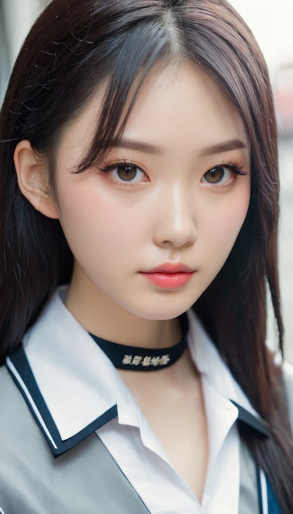 Tags: 21872187, SDXL
{"3": {"inputs": {"seed": 502013184461574, "steps": 32, "cfg": 5.79, "sampler_name": "dpmpp_2m", "scheduler": "karras", "denoise": 1.0, "model": ["27", 0], "positive": ["6", 0], "negative": ["7", 0], "latent_image": ["5", 0]}, "class_type": "KSampler"}, "4": {"inputs": {"ckpt_name": "juggernautxl.safetensors"}, "class_type": "CheckpointLoaderSimple"}, "5": {"inputs": {"width": 768, "height": 1344, "batch_size": 1}, "class_type": "EmptyLatentImage"}, "6": {"inputs": {"text": "25 year old girl, (chinese:0.95), (russian:1.07), (idol:1.03), (detailed face:0.98), (pale skin:1.08), (sexy lips:1.06), (cute:1.13), (eyelashes:0.97), (blush:1.04), (temptress:1.00), (seductive facial expression:0.96), (double eyelids:1.04), (seductive pose:1.04), (beautiful eyes:1.03), (slim:0.96), (in a seductive pose:0.96), (large perky breasts:1.12), (cleavage:1.12), (thigh gap:1.03), (school uniform:1.06), choker, busy street, (portra:1.01), (natural looking skin:1.06), (RAW:1.01), (textured skin:1.09), (candid cinema:1.00), (soft lighting:1.06), (skin fuzz:1.01), (detailed skin:1.00), (film:1.00)", "clip": ["27", 1]}, "class_type": "CLIPTextEncode"}, "7": {"inputs": {"text": "(watermark:1.11), (open mouth:1.13), (distorted:1.10), (twisted:1.05), (low resolution:1.12), (worst quality:1.08), (bad hands:1.14)", "clip": ["27", 1]}, "class_type": "CLIPTextEncode"}, "8": {"inputs": {"samples": ["3", 0], "vae": ["4", 2]}, "class_type": "VAEDecode"}, "25": {"inputs": {"lora_name": "nudify_xl.safetensors", "strength_model": 0.39, "strength_clip": 0.15, "model": ["4", 0], "clip": ["4", 1]}, "class_type": "LoraLoader"}, "26": {"inputs": {"lora_name": "shirtlift_SDXL_v2.safetensors", "strength_model": 0.05, "strength_clip": 0.18, "model": ["25", 0], "clip": ["25", 1]}, "class_type": "LoraLoader"}, "27": {"inputs": {"lora_name": "PerfectEyesXL.safetensors", "strength_model": 0.08, "strength_clip": 0.15, "model": ["26", 0], "clip": ["26", 1]}, "class_type": "LoraLoader"}, "30": {"inputs": {"model_name": "4x_NMKD-Superscale-SP_178000_G.pth"}, "class_type": "UpscaleModelLoader"}, "31": {"inputs": {"upscale_model": ["30", 0], "image": ["8", 0]}, "class_type": "ImageUpscaleWithModel"}, "32": {"inputs": {"upscale_method": "lanczos", "scale_by": 0.5, "image": ["31", 0]}, "class_type": "ImageScaleBy"}, "33": {"inputs": {"pixels": ["32", 0], "vae": ["4", 2]}, "class_type": "VAEEncode"}, "34": {"inputs": {"seed": 502013184461574, "steps": 32, "cfg": 5.79, "sampler_name": "dpmpp_2m", "scheduler": "karras", "denoise": 0.3, "model": ["27", 0], "positive": ["6", 0], "negative": ["7", 0], "latent_image": ["33", 0]}, "class_type": "KSampler"}, "36": {"inputs": {"samples": ["34", 0], "vae": ["4", 2]}, "class_type": "VAEDecode"}, "39": {"inputs": {"filename_prefix": "comfyapi-1713308811914", "images": ["36", 0]}, "class_type": "SaveImage"}}