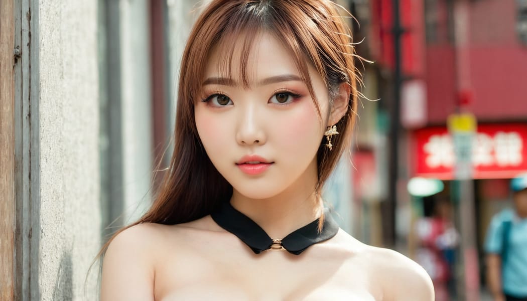 Tags: 21872187, SDXL
{"3": {"inputs": {"seed": 347876834416371, "steps": 64, "cfg": 6.46, "sampler_name": "dpmpp_2m", "scheduler": "karras", "denoise": 1.0, "model": ["27", 0], "positive": ["6", 0], "negative": ["7", 0], "latent_image": ["5", 0]}, "class_type": "KSampler"}, "4": {"inputs": {"ckpt_name": "juggernautxl.safetensors"}, "class_type": "CheckpointLoaderSimple"}, "5": {"inputs": {"width": 1344, "height": 768, "batch_size": 1}, "class_type": "EmptyLatentImage"}, "6": {"inputs": {"text": "24 year old girl, (taiwanese:1.08), (korean:1.00), (temptress:0.98), (sexy lips:1.03), (blush:1.14), (seductive pose:1.12), (cute:1.08), (idol:0.99), (pale skin:1.04), (detailed face:0.99), (beautiful eyes:1.09), (seductive facial expression:1.04), (double eyelids:1.11), (eyelashes:1.12), (in a seductive pose:0.98), (large perky breasts:1.02), (cleavage:1.08), (thigh gap:1.05), (school uniform:0.98), choker, busy street, (skin fuzz:1.09), (detailed skin:1.02), (portra:1.09), (candid cinema:1.00), (natural looking skin:1.00), (RAW:1.07), (textured skin:1.01), (soft lighting:1.09), (film:1.01)", "clip": ["27", 1]}, "class_type": "CLIPTextEncode"}, "7": {"inputs": {"text": "(distorted:1.06), (worst quality:1.05), (open mouth:1.14), (twisted:1.10), (bad hands:1.13), (watermark:1.13), (low resolution:1.13)", "clip": ["27", 1]}, "class_type": "CLIPTextEncode"}, "8": {"inputs": {"samples": ["3", 0], "vae": ["4", 2]}, "class_type": "VAEDecode"}, "25": {"inputs": {"lora_name": "nudify_xl.safetensors", "strength_model": 0.3, "strength_clip": 0.31, "model": ["4", 0], "clip": ["4", 1]}, "class_type": "LoraLoader"}, "26": {"inputs": {"lora_name": "shirtlift_SDXL_v2.safetensors", "strength_model": 0.11, "strength_clip": 0.09, "model": ["25", 0], "clip": ["25", 1]}, "class_type": "LoraLoader"}, "27": {"inputs": {"lora_name": "PerfectEyesXL.safetensors", "strength_model": 0.08, "strength_clip": 0.14, "model": ["26", 0], "clip": ["26", 1]}, "class_type": "LoraLoader"}, "30": {"inputs": {"model_name": "4x_NMKD-Superscale-SP_178000_G.pth"}, "class_type": "UpscaleModelLoader"}, "31": {"inputs": {"upscale_model": ["30", 0], "image": ["8", 0]}, "class_type": "ImageUpscaleWithModel"}, "32": {"inputs": {"upscale_method": "lanczos", "scale_by": 0.5, "image": ["31", 0]}, "class_type": "ImageScaleBy"}, "33": {"inputs": {"pixels": ["32", 0], "vae": ["4", 2]}, "class_type": "VAEEncode"}, "34": {"inputs": {"seed": 347876834416371, "steps": 64, "cfg": 6.46, "sampler_name": "dpmpp_2m", "scheduler": "karras", "denoise": 0.3, "model": ["27", 0], "positive": ["6", 0], "negative": ["7", 0], "latent_image": ["33", 0]}, "class_type": "KSampler"}, "36": {"inputs": {"samples": ["34", 0], "vae": ["4", 2]}, "class_type": "VAEDecode"}, "39": {"inputs": {"filename_prefix": "comfyapi-1735514918570", "images": ["36", 0]}, "class_type": "SaveImage"}}