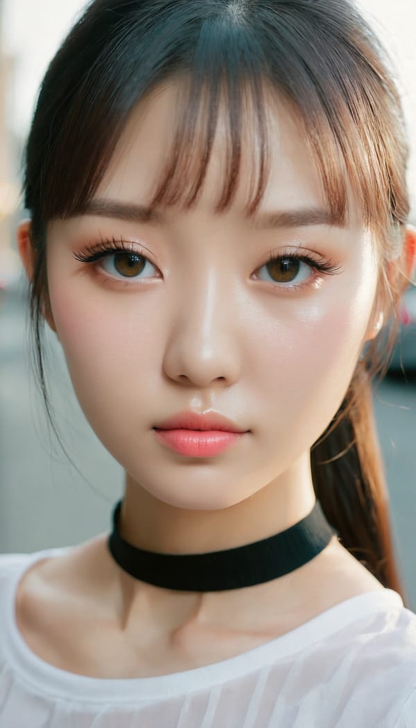 Tags: 21872187, SDXL
{"3": {"inputs": {"seed": 213181894882964, "steps": 64, "cfg": 7.65, "sampler_name": "dpmpp_2m", "scheduler": "karras", "denoise": 1.0, "model": ["27", 0], "positive": ["6", 0], "negative": ["7", 0], "latent_image": ["5", 0]}, "class_type": "KSampler"}, "4": {"inputs": {"ckpt_name": "juggernautxl.safetensors"}, "class_type": "CheckpointLoaderSimple"}, "5": {"inputs": {"width": 768, "height": 1344, "batch_size": 1}, "class_type": "EmptyLatentImage"}, "6": {"inputs": {"text": "22 year old girl, (ukrainian:1.14), (taiwanese:1.02), (detailed face:1.07), (eyelashes:1.14), (pale skin:0.95), (sexy lips:1.14), (idol:1.13), (double eyelids:1.01), (blush:0.98), (beautiful eyes:1.08), (slim:0.96), (seductive facial expression:1.05), (cute:1.01), (seductive pose:1.02), (in a seductive pose:1.09), (large perky breasts:1.05), (cleavage:0.96), (thigh gap:1.04), (school uniform:0.99), choker, busy street, (RAW:1.03), (textured skin:1.04), (candid cinema:1.00), (portra:1.06), (skin fuzz:1.03), (detailed skin:1.01), (soft lighting:1.02), (film:1.01)", "clip": ["27", 1]}, "class_type": "CLIPTextEncode"}, "7": {"inputs": {"text": "(twisted:1.08), (open mouth:1.09), (low resolution:1.09), (watermark:1.13), (bad hands:1.14), (worst quality:1.09), (distorted:1.14)", "clip": ["27", 1]}, "class_type": "CLIPTextEncode"}, "8": {"inputs": {"samples": ["3", 0], "vae": ["4", 2]}, "class_type": "VAEDecode"}, "25": {"inputs": {"lora_name": "nudify_xl.safetensors", "strength_model": 0.35, "strength_clip": 0.09, "model": ["4", 0], "clip": ["4", 1]}, "class_type": "LoraLoader"}, "26": {"inputs": {"lora_name": "shirtlift_SDXL_v2.safetensors", "strength_model": 0.03, "strength_clip": 0.08, "model": ["25", 0], "clip": ["25", 1]}, "class_type": "LoraLoader"}, "27": {"inputs": {"lora_name": "PerfectEyesXL.safetensors", "strength_model": 0.02, "strength_clip": 0.17, "model": ["26", 0], "clip": ["26", 1]}, "class_type": "LoraLoader"}, "30": {"inputs": {"model_name": "4x_NMKD-Superscale-SP_178000_G.pth"}, "class_type": "UpscaleModelLoader"}, "31": {"inputs": {"upscale_model": ["30", 0], "image": ["8", 0]}, "class_type": "ImageUpscaleWithModel"}, "32": {"inputs": {"upscale_method": "lanczos", "scale_by": 0.5, "image": ["31", 0]}, "class_type": "ImageScaleBy"}, "33": {"inputs": {"pixels": ["32", 0], "vae": ["4", 2]}, "class_type": "VAEEncode"}, "34": {"inputs": {"seed": 213181894882964, "steps": 64, "cfg": 7.65, "sampler_name": "dpmpp_2m", "scheduler": "karras", "denoise": 0.3, "model": ["27", 0], "positive": ["6", 0], "negative": ["7", 0], "latent_image": ["33", 0]}, "class_type": "KSampler"}, "36": {"inputs": {"samples": ["34", 0], "vae": ["4", 2]}, "class_type": "VAEDecode"}, "39": {"inputs": {"filename_prefix": "comfyapi-1714447783768", "images": ["36", 0]}, "class_type": "SaveImage"}}