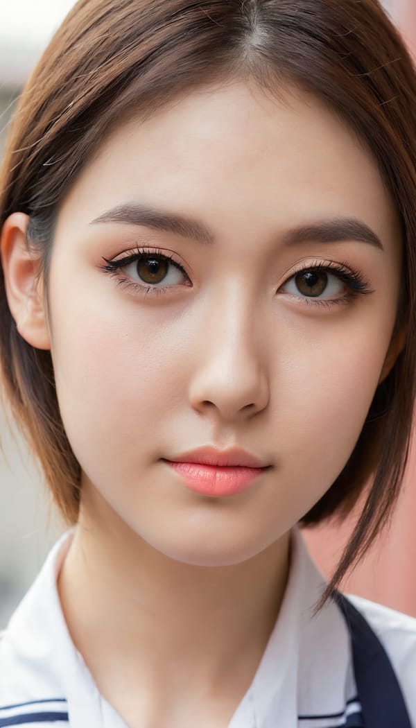 Tags: 21872187, SDXL
{"3": {"inputs": {"seed": 516436499220297, "steps": 32, "cfg": 6.13, "sampler_name": "dpmpp_2m", "scheduler": "karras", "denoise": 1.0, "model": ["27", 0], "positive": ["6", 0], "negative": ["7", 0], "latent_image": ["5", 0]}, "class_type": "KSampler"}, "4": {"inputs": {"ckpt_name": "juggernautXL_v8Rundiffusion.safetensors"}, "class_type": "CheckpointLoaderSimple"}, "5": {"inputs": {"width": 768, "height": 1344, "batch_size": 1}, "class_type": "EmptyLatentImage"}, "6": {"inputs": {"text": "26 year old girl, (temptress:1.05), (seductive pose:1.06), (double eyelids:1.02), (detailed face:1.02), (slim:1.01), (sexy lips:1.08), (cute:1.06), (blush:1.10), (seductive facial expression:1.11), (eyelashes:0.95), (pale skin:0.98), (idol:1.01), (in a seductive pose:0.97), (large perky breasts:1.01), (cleavage:1.06), (thigh gap:1.07), (school uniform:1.14), choker, busy street, (skin fuzz:1.02), (RAW:1.08), (portra:1.07), (film:1.02), (textured skin:1.07), (soft lighting:1.01), (natural looking skin:1.00), (candid cinema:1.08), (detailed skin:1.08)", "clip": ["27", 1]}, "class_type": "CLIPTextEncode"}, "7": {"inputs": {"text": "(worst quality:1.05), (watermark:1.07), (bad hands:1.14), (open mouth:1.08), (twisted:1.12), (distorted:1.07)", "clip": ["27", 1]}, "class_type": "CLIPTextEncode"}, "8": {"inputs": {"samples": ["3", 0], "vae": ["4", 2]}, "class_type": "VAEDecode"}, "25": {"inputs": {"lora_name": "nudify_xl.safetensors", "strength_model": 0.06, "strength_clip": 0.25, "model": ["4", 0], "clip": ["4", 1]}, "class_type": "LoraLoader"}, "26": {"inputs": {"lora_name": "shirtlift_SDXL_v2.safetensors", "strength_model": 0.06, "strength_clip": 0.01, "model": ["25", 0], "clip": ["25", 1]}, "class_type": "LoraLoader"}, "27": {"inputs": {"lora_name": "PerfectEyesXL.safetensors", "strength_model": 0.16, "strength_clip": 0.04, "model": ["26", 0], "clip": ["26", 1]}, "class_type": "LoraLoader"}, "30": {"inputs": {"model_name": "4x_NMKD-Superscale-SP_178000_G.pth"}, "class_type": "UpscaleModelLoader"}, "31": {"inputs": {"upscale_model": ["30", 0], "image": ["8", 0]}, "class_type": "ImageUpscaleWithModel"}, "32": {"inputs": {"upscale_method": "lanczos", "scale_by": 0.5, "image": ["31", 0]}, "class_type": "ImageScaleBy"}, "33": {"inputs": {"pixels": ["32", 0], "vae": ["4", 2]}, "class_type": "VAEEncode"}, "34": {"inputs": {"seed": 516436499220297, "steps": 32, "cfg": 6.13, "sampler_name": "dpmpp_2m", "scheduler": "karras", "denoise": 0.3, "model": ["27", 0], "positive": ["6", 0], "negative": ["7", 0], "latent_image": ["33", 0]}, "class_type": "KSampler"}, "36": {"inputs": {"samples": ["34", 0], "vae": ["4", 2]}, "class_type": "VAEDecode"}, "39": {"inputs": {"filename_prefix": "comfyapi-1707394838405", "images": ["36", 0]}, "class_type": "SaveImage"}}