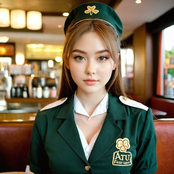 Tags: 21872187, SDXL
{"3": {"inputs": {"seed": 869561533666984, "steps": 64, "cfg": 7.54, "sampler_name": "dpmpp_2m", "scheduler": "karras", "denoise": 1.0, "model": ["27", 0], "positive": ["6", 0], "negative": ["7", 0], "latent_image": ["5", 0]}, "class_type": "KSampler"}, "4": {"inputs": {"ckpt_name": "juggernautxl.safetensors"}, "class_type": "CheckpointLoaderSimple"}, "5": {"inputs": {"width": 1024, "height": 1024, "batch_size": 1}, "class_type": "EmptyLatentImage"}, "6": {"inputs": {"text": "20 year old girl, (irish:1.12), (seductive facial expression:1.13), (sexy lips:1.04), (idol:0.95), (cute:1.08), (beautiful eyes:1.02), (slim:1.05), (double eyelids:1.05), (seductive pose:1.04), (detailed face:1.09), (temptress:0.99), (blush:1.08), (eyelashes:1.00), (in a seductive pose:1.01), (large perky breasts:1.04), (cleavage:1.08), (thigh gap:1.14), (a waitress in uniform:1.13) working at a restaurant, (soft lighting:1.07), (candid cinema:1.00), (skin fuzz:1.07), (natural looking skin:1.05), (textured skin:1.07), (detailed skin:1.06), (RAW:1.07), (portra:1.03), (film:1.07)", "clip": ["27", 1]}, "class_type": "CLIPTextEncode"}, "7": {"inputs": {"text": "(bad hands:1.14), (worst quality:1.08), (open mouth:1.11), (watermark:1.06), (twisted:1.14), (distorted:1.12), (low resolution:1.07)", "clip": ["27", 1]}, "class_type": "CLIPTextEncode"}, "8": {"inputs": {"samples": ["3", 0], "vae": ["4", 2]}, "class_type": "VAEDecode"}, "25": {"inputs": {"lora_name": "nudify_xl.safetensors", "strength_model": 0.24, "strength_clip": 0.22, "model": ["4", 0], "clip": ["4", 1]}, "class_type": "LoraLoader"}, "26": {"inputs": {"lora_name": "shirtlift_SDXL_v2.safetensors", "strength_model": 0.03, "strength_clip": 0.18, "model": ["25", 0], "clip": ["25", 1]}, "class_type": "LoraLoader"}, "27": {"inputs": {"lora_name": "PerfectEyesXL.safetensors", "strength_model": 0.19, "strength_clip": 0.04, "model": ["26", 0], "clip": ["26", 1]}, "class_type": "LoraLoader"}, "30": {"inputs": {"model_name": "4x_NMKD-Superscale-SP_178000_G.pth"}, "class_type": "UpscaleModelLoader"}, "31": {"inputs": {"upscale_model": ["30", 0], "image": ["8", 0]}, "class_type": "ImageUpscaleWithModel"}, "32": {"inputs": {"upscale_method": "lanczos", "scale_by": 0.5, "image": ["31", 0]}, "class_type": "ImageScaleBy"}, "33": {"inputs": {"pixels": ["32", 0], "vae": ["4", 2]}, "class_type": "VAEEncode"}, "34": {"inputs": {"seed": 869561533666984, "steps": 64, "cfg": 7.54, "sampler_name": "dpmpp_2m", "scheduler": "karras", "denoise": 0.3, "model": ["27", 0], "positive": ["6", 0], "negative": ["7", 0], "latent_image": ["33", 0]}, "class_type": "KSampler"}, "36": {"inputs": {"samples": ["34", 0], "vae": ["4", 2]}, "class_type": "VAEDecode"}, "39": {"inputs": {"filename_prefix": "comfyapi-1713234556779", "images": ["36", 0]}, "class_type": "SaveImage"}}