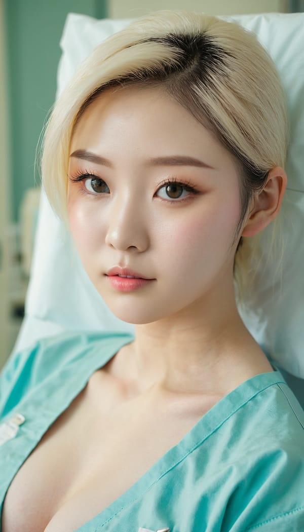 Tags: 21872187, SDXL
{"3": {"inputs": {"seed": 545762397657050, "steps": 32, "cfg": 7.35, "sampler_name": "dpmpp_2m", "scheduler": "karras", "denoise": 1.0, "model": ["27", 0], "positive": ["6", 0], "negative": ["7", 0], "latent_image": ["5", 0]}, "class_type": "KSampler"}, "4": {"inputs": {"ckpt_name": "juggernautxl.safetensors"}, "class_type": "CheckpointLoaderSimple"}, "5": {"inputs": {"width": 768, "height": 1344, "batch_size": 1}, "class_type": "EmptyLatentImage"}, "6": {"inputs": {"text": "18 year old girl, (irish:1.04), (chinese:1.08), (eyelashes:0.97), (blush:1.00), (temptress:1.07), (pale skin:1.08), (seductive facial expression:1.07), (beautiful eyes:1.07), (idol:0.96), (seductive pose:0.95), (sexy lips:1.10), (cute:1.07), (double eyelids:1.07), (in a seductive pose:1.11), (large perky breasts:0.96), (cleavage:1.07), (thigh gap:1.08), (nurse in uniform:1.00) working in a hospital ward, (natural looking skin:1.09), (RAW:1.02), (candid cinema:1.05), (film:1.05), (skin fuzz:1.02), (soft lighting:1.07), (portra:1.01), (textured skin:1.08), (detailed skin:1.09)", "clip": ["27", 1]}, "class_type": "CLIPTextEncode"}, "7": {"inputs": {"text": "(watermark:1.14), (distorted:1.13), (bad hands:1.10), (low resolution:1.10), (worst quality:1.06), (open mouth:1.13), (twisted:1.11)", "clip": ["27", 1]}, "class_type": "CLIPTextEncode"}, "8": {"inputs": {"samples": ["3", 0], "vae": ["4", 2]}, "class_type": "VAEDecode"}, "25": {"inputs": {"lora_name": "nudify_xl.safetensors", "strength_model": 0.25, "strength_clip": 0.25, "model": ["4", 0], "clip": ["4", 1]}, "class_type": "LoraLoader"}, "26": {"inputs": {"lora_name": "shirtlift_SDXL_v2.safetensors", "strength_model": 0.16, "strength_clip": 0.11, "model": ["25", 0], "clip": ["25", 1]}, "class_type": "LoraLoader"}, "27": {"inputs": {"lora_name": "PerfectEyesXL.safetensors", "strength_model": 0.01, "strength_clip": 0.1, "model": ["26", 0], "clip": ["26", 1]}, "class_type": "LoraLoader"}, "30": {"inputs": {"model_name": "4x_NMKD-Superscale-SP_178000_G.pth"}, "class_type": "UpscaleModelLoader"}, "31": {"inputs": {"upscale_model": ["30", 0], "image": ["8", 0]}, "class_type": "ImageUpscaleWithModel"}, "32": {"inputs": {"upscale_method": "lanczos", "scale_by": 0.5, "image": ["31", 0]}, "class_type": "ImageScaleBy"}, "33": {"inputs": {"pixels": ["32", 0], "vae": ["4", 2]}, "class_type": "VAEEncode"}, "34": {"inputs": {"seed": 545762397657050, "steps": 32, "cfg": 7.35, "sampler_name": "dpmpp_2m", "scheduler": "karras", "denoise": 0.3, "model": ["27", 0], "positive": ["6", 0], "negative": ["7", 0], "latent_image": ["33", 0]}, "class_type": "KSampler"}, "36": {"inputs": {"samples": ["34", 0], "vae": ["4", 2]}, "class_type": "VAEDecode"}, "39": {"inputs": {"filename_prefix": "comfyapi-1713557810085", "images": ["36", 0]}, "class_type": "SaveImage"}}