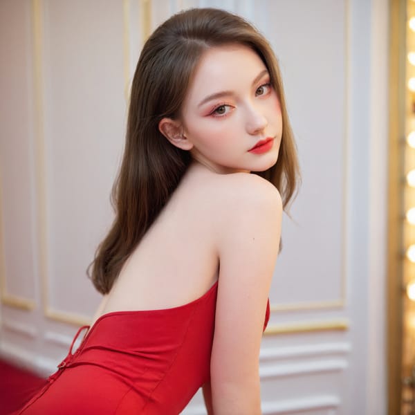 Tags: 21872187, SDXL
{"3": {"inputs": {"seed": 532214658578044, "steps": 64, "cfg": 7.02, "sampler_name": "dpmpp_2m", "scheduler": "karras", "denoise": 1.0, "model": ["27", 0], "positive": ["6", 0], "negative": ["7", 0], "latent_image": ["5", 0]}, "class_type": "KSampler"}, "4": {"inputs": {"ckpt_name": "leosamsHelloworldSDXL_helloworldSDXL32DPO.safetensors"}, "class_type": "CheckpointLoaderSimple"}, "5": {"inputs": {"width": 1024, "height": 1024, "batch_size": 1}, "class_type": "EmptyLatentImage"}, "6": {"inputs": {"text": "21 year old girl, (ukrainian:1.01), (sexy lips:1.01), (temptress:1.08), (detailed face:1.13), (eyelashes:1.12), (beautiful eyes:1.13), (pale skin:1.08), (seductive pose:1.04), (seductive facial expression:1.09), (slim:1.06), (double eyelids:1.14), (blush:1.08), (idol:1.04), (cute:0.96), (perky ass:1.04), (exposed ass:1.14), (looking back:0.96), (sexy ass:1.00), (thigh gap:0.97), (wearing a low-cut red dress:0.96) at a ballroom, (film:1.07), (soft lighting:1.09), (skin fuzz:1.04), (textured skin:1.02), (candid cinema:1.08), (portra:1.04), (detailed skin:1.07), (natural looking skin:1.07)", "clip": ["27", 1]}, "class_type": "CLIPTextEncode"}, "7": {"inputs": {"text": "(watermark:1.07), (worst quality:1.05), (bad hands:1.08), (twisted:1.14), (distorted:1.10), (open mouth:1.06), (low resolution:1.07)", "clip": ["27", 1]}, "class_type": "CLIPTextEncode"}, "8": {"inputs": {"samples": ["3", 0], "vae": ["4", 2]}, "class_type": "VAEDecode"}, "25": {"inputs": {"lora_name": "nudify_xl.safetensors", "strength_model": 0.14, "strength_clip": 0.13, "model": ["4", 0], "clip": ["4", 1]}, "class_type": "LoraLoader"}, "26": {"inputs": {"lora_name": "shirtlift_SDXL_v2.safetensors", "strength_model": 0.14, "strength_clip": 0.03, "model": ["25", 0], "clip": ["25", 1]}, "class_type": "LoraLoader"}, "27": {"inputs": {"lora_name": "PerfectEyesXL.safetensors", "strength_model": 0.06, "strength_clip": 0.0, "model": ["26", 0], "clip": ["26", 1]}, "class_type": "LoraLoader"}, "30": {"inputs": {"model_name": "4x_NMKD-Superscale-SP_178000_G.pth"}, "class_type": "UpscaleModelLoader"}, "31": {"inputs": {"upscale_model": ["30", 0], "image": ["8", 0]}, "class_type": "ImageUpscaleWithModel"}, "32": {"inputs": {"upscale_method": "lanczos", "scale_by": 0.5, "image": ["31", 0]}, "class_type": "ImageScaleBy"}, "33": {"inputs": {"pixels": ["32", 0], "vae": ["4", 2]}, "class_type": "VAEEncode"}, "34": {"inputs": {"seed": 532214658578044, "steps": 64, "cfg": 7.02, "sampler_name": "dpmpp_2m", "scheduler": "karras", "denoise": 0.3, "model": ["27", 0], "positive": ["6", 0], "negative": ["7", 0], "latent_image": ["33", 0]}, "class_type": "KSampler"}, "36": {"inputs": {"samples": ["34", 0], "vae": ["4", 2]}, "class_type": "VAEDecode"}, "39": {"inputs": {"filename_prefix": "comfyapi-1708044881531", "images": ["36", 0]}, "class_type": "SaveImage"}}