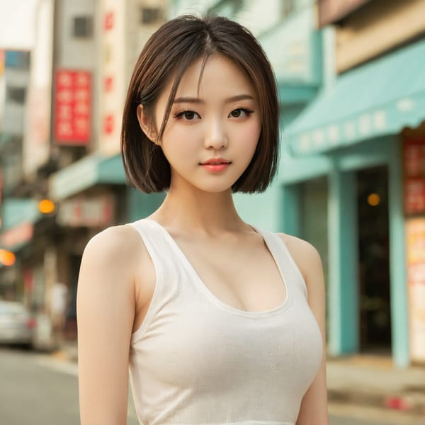 Tags: 21872187, SDXL
{"3": {"inputs": {"seed": 384062019775664, "steps": 64, "cfg": 5.07, "sampler_name": "dpmpp_2m", "scheduler": "karras", "denoise": 1.0, "model": ["27", 0], "positive": ["6", 0], "negative": ["7", 0], "latent_image": ["5", 0]}, "class_type": "KSampler"}, "4": {"inputs": {"ckpt_name": "juggernautxl.safetensors"}, "class_type": "CheckpointLoaderSimple"}, "5": {"inputs": {"width": 1024, "height": 1024, "batch_size": 1}, "class_type": "EmptyLatentImage"}, "6": {"inputs": {"text": "19 year old girl, (chinese:0.99), (seductive facial expression:1.04), (slim:1.08), (double eyelids:1.05), (detailed face:0.95), (beautiful eyes:1.09), (pale skin:1.09), (idol:1.02), (cute:1.07), (sexy lips:1.11), (eyelashes:1.14), (temptress:1.14), (seductive pose:0.98), (blush:1.02), (in a seductive pose:1.02), (large perky breasts:0.97), (cleavage:1.11), (thigh gap:1.07), (white tanktop:1.11), busy street, (detailed skin:1.05), (textured skin:1.08), (skin fuzz:1.05), (portra:1.05), (candid cinema:1.08), (RAW:1.01), (natural looking skin:1.01), (film:1.06), (soft lighting:1.05)", "clip": ["27", 1]}, "class_type": "CLIPTextEncode"}, "7": {"inputs": {"text": "(watermark:1.06), (distorted:1.12), (twisted:1.12), (worst quality:1.11), (low resolution:1.07), (open mouth:1.13), (bad hands:1.11)", "clip": ["27", 1]}, "class_type": "CLIPTextEncode"}, "8": {"inputs": {"samples": ["3", 0], "vae": ["4", 2]}, "class_type": "VAEDecode"}, "25": {"inputs": {"lora_name": "nudify_xl.safetensors", "strength_model": 0.38, "strength_clip": 0.39, "model": ["4", 0], "clip": ["4", 1]}, "class_type": "LoraLoader"}, "26": {"inputs": {"lora_name": "shirtlift_SDXL_v2.safetensors", "strength_model": 0.13, "strength_clip": 0.14, "model": ["25", 0], "clip": ["25", 1]}, "class_type": "LoraLoader"}, "27": {"inputs": {"lora_name": "PerfectEyesXL.safetensors", "strength_model": 0.19, "strength_clip": 0.04, "model": ["26", 0], "clip": ["26", 1]}, "class_type": "LoraLoader"}, "30": {"inputs": {"model_name": "4x_NMKD-Superscale-SP_178000_G.pth"}, "class_type": "UpscaleModelLoader"}, "31": {"inputs": {"upscale_model": ["30", 0], "image": ["8", 0]}, "class_type": "ImageUpscaleWithModel"}, "32": {"inputs": {"upscale_method": "lanczos", "scale_by": 0.5, "image": ["31", 0]}, "class_type": "ImageScaleBy"}, "33": {"inputs": {"pixels": ["32", 0], "vae": ["4", 2]}, "class_type": "VAEEncode"}, "34": {"inputs": {"seed": 384062019775664, "steps": 64, "cfg": 5.07, "sampler_name": "dpmpp_2m", "scheduler": "karras", "denoise": 0.3, "model": ["27", 0], "positive": ["6", 0], "negative": ["7", 0], "latent_image": ["33", 0]}, "class_type": "KSampler"}, "36": {"inputs": {"samples": ["34", 0], "vae": ["4", 2]}, "class_type": "VAEDecode"}, "39": {"inputs": {"filename_prefix": "comfyapi-1732593782170", "images": ["36", 0]}, "class_type": "SaveImage"}}