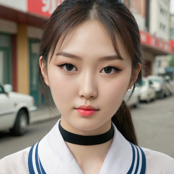 Tags: 21872187, SDXL
{"3": {"inputs": {"seed": 925925561069145, "steps": 64, "cfg": 7.04, "sampler_name": "dpmpp_2m", "scheduler": "karras", "denoise": 1.0, "model": ["27", 0], "positive": ["6", 0], "negative": ["7", 0], "latent_image": ["5", 0]}, "class_type": "KSampler"}, "4": {"inputs": {"ckpt_name": "juggernautXL_v8Rundiffusion.safetensors"}, "class_type": "CheckpointLoaderSimple"}, "5": {"inputs": {"width": 1024, "height": 1024, "batch_size": 1}, "class_type": "EmptyLatentImage"}, "6": {"inputs": {"text": "25 year old girl, (korean:1.07), (russian:1.12), (detailed face:1.05), (pale skin:1.07), (sexy lips:0.97), (idol:1.14), (seductive pose:0.96), (double eyelids:1.11), (slim:1.10), (eyelashes:1.12), (seductive facial expression:1.08), (beautiful eyes:0.95), (cute:1.06), (in a seductive pose:1.02), (large perky breasts:1.09), (cleavage:0.98), (thigh gap:1.05), (school uniform:0.98), choker, busy street, (skin fuzz:1.04), (detailed skin:1.04), (candid cinema:1.08), (film:1.00), (soft lighting:1.02), (RAW:1.07), (portra:1.09), (textured skin:1.01), (natural looking skin:1.05)", "clip": ["27", 1]}, "class_type": "CLIPTextEncode"}, "7": {"inputs": {"text": "(open mouth:1.06), (low resolution:1.09), (twisted:1.13), (watermark:1.10), (distorted:1.08), (worst quality:1.08), (bad hands:1.05)", "clip": ["27", 1]}, "class_type": "CLIPTextEncode"}, "8": {"inputs": {"samples": ["3", 0], "vae": ["4", 2]}, "class_type": "VAEDecode"}, "25": {"inputs": {"lora_name": "nudify_xl.safetensors", "strength_model": 0.05, "strength_clip": 0.35, "model": ["4", 0], "clip": ["4", 1]}, "class_type": "LoraLoader"}, "26": {"inputs": {"lora_name": "shirtlift_SDXL_v2.safetensors", "strength_model": 0.04, "strength_clip": 0.15, "model": ["25", 0], "clip": ["25", 1]}, "class_type": "LoraLoader"}, "27": {"inputs": {"lora_name": "PerfectEyesXL.safetensors", "strength_model": 0.12, "strength_clip": 0.09, "model": ["26", 0], "clip": ["26", 1]}, "class_type": "LoraLoader"}, "30": {"inputs": {"model_name": "4x_NMKD-Superscale-SP_178000_G.pth"}, "class_type": "UpscaleModelLoader"}, "31": {"inputs": {"upscale_model": ["30", 0], "image": ["8", 0]}, "class_type": "ImageUpscaleWithModel"}, "32": {"inputs": {"upscale_method": "lanczos", "scale_by": 0.5, "image": ["31", 0]}, "class_type": "ImageScaleBy"}, "33": {"inputs": {"pixels": ["32", 0], "vae": ["4", 2]}, "class_type": "VAEEncode"}, "34": {"inputs": {"seed": 925925561069145, "steps": 64, "cfg": 7.04, "sampler_name": "dpmpp_2m", "scheduler": "karras", "denoise": 0.3, "model": ["27", 0], "positive": ["6", 0], "negative": ["7", 0], "latent_image": ["33", 0]}, "class_type": "KSampler"}, "36": {"inputs": {"samples": ["34", 0], "vae": ["4", 2]}, "class_type": "VAEDecode"}, "39": {"inputs": {"filename_prefix": "comfyapi-1707974955086", "images": ["36", 0]}, "class_type": "SaveImage"}}