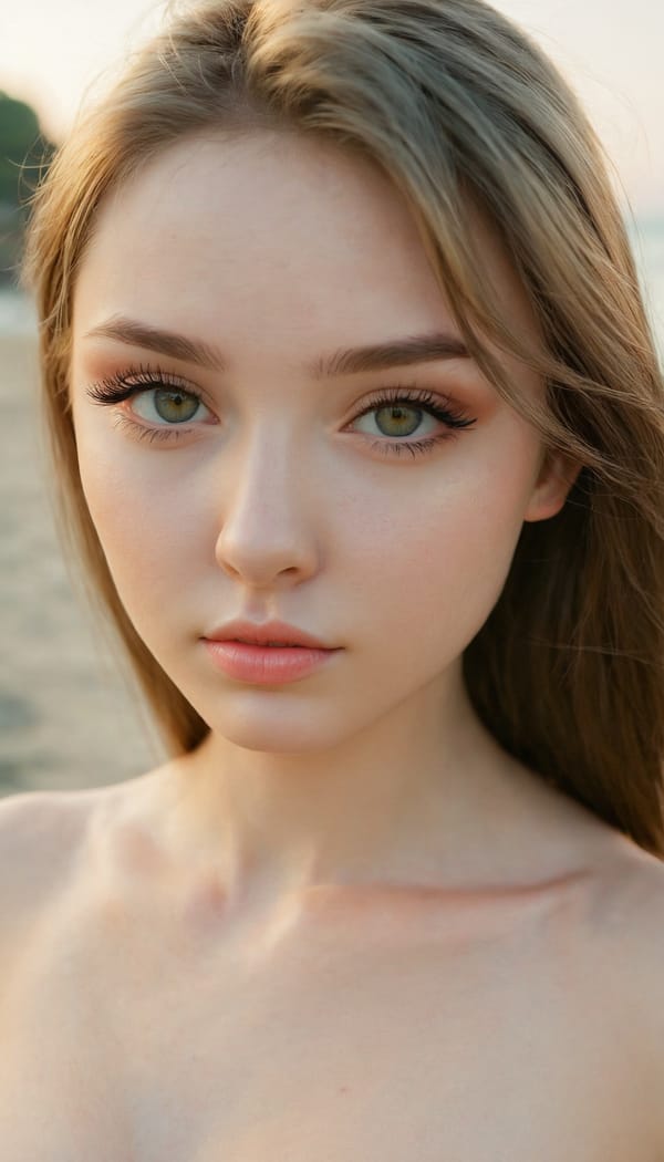 Tags: 21872187, SDXL
{"3": {"inputs": {"seed": 164000512059185, "steps": 64, "cfg": 6.38, "sampler_name": "dpmpp_2m", "scheduler": "karras", "denoise": 1.0, "model": ["27", 0], "positive": ["6", 0], "negative": ["7", 0], "latent_image": ["5", 0]}, "class_type": "KSampler"}, "4": {"inputs": {"ckpt_name": "juggernautxl.safetensors"}, "class_type": "CheckpointLoaderSimple"}, "5": {"inputs": {"width": 768, "height": 1344, "batch_size": 1}, "class_type": "EmptyLatentImage"}, "6": {"inputs": {"text": "23 year old girl, (ukrainian:0.96), (seductive facial expression:1.01), (blush:0.95), (slim:1.00), (double eyelids:1.03), (temptress:1.08), (sexy lips:1.02), (cute:1.01), (eyelashes:1.12), (beautiful eyes:1.01), (detailed face:1.10), (seductive pose:1.05), (pale skin:1.06), (idol:1.14), (in a seductive pose:1.08), (large perky breasts:1.04), (cleavage:1.10), (thigh gap:1.05), strolling (nude:1.01) at a beach, (RAW:1.03), (candid cinema:1.05), (skin fuzz:1.02), (natural looking skin:1.00), (textured skin:1.07), (portra:1.05), (soft lighting:1.06), (detailed skin:1.03), (film:1.06)", "clip": ["27", 1]}, "class_type": "CLIPTextEncode"}, "7": {"inputs": {"text": "(twisted:1.08), (low resolution:1.06), (bad hands:1.06), (worst quality:1.10), (open mouth:1.10), (watermark:1.11)", "clip": ["27", 1]}, "class_type": "CLIPTextEncode"}, "8": {"inputs": {"samples": ["3", 0], "vae": ["4", 2]}, "class_type": "VAEDecode"}, "25": {"inputs": {"lora_name": "nudify_xl.safetensors", "strength_model": 0.16, "strength_clip": 0.21, "model": ["4", 0], "clip": ["4", 1]}, "class_type": "LoraLoader"}, "26": {"inputs": {"lora_name": "shirtlift_SDXL_v2.safetensors", "strength_model": 0.14, "strength_clip": 0.14, "model": ["25", 0], "clip": ["25", 1]}, "class_type": "LoraLoader"}, "27": {"inputs": {"lora_name": "PerfectEyesXL.safetensors", "strength_model": 0.19, "strength_clip": 0.07, "model": ["26", 0], "clip": ["26", 1]}, "class_type": "LoraLoader"}, "30": {"inputs": {"model_name": "4x_NMKD-Superscale-SP_178000_G.pth"}, "class_type": "UpscaleModelLoader"}, "31": {"inputs": {"upscale_model": ["30", 0], "image": ["8", 0]}, "class_type": "ImageUpscaleWithModel"}, "32": {"inputs": {"upscale_method": "lanczos", "scale_by": 0.5, "image": ["31", 0]}, "class_type": "ImageScaleBy"}, "33": {"inputs": {"pixels": ["32", 0], "vae": ["4", 2]}, "class_type": "VAEEncode"}, "34": {"inputs": {"seed": 164000512059185, "steps": 64, "cfg": 6.38, "sampler_name": "dpmpp_2m", "scheduler": "karras", "denoise": 0.3, "model": ["27", 0], "positive": ["6", 0], "negative": ["7", 0], "latent_image": ["33", 0]}, "class_type": "KSampler"}, "36": {"inputs": {"samples": ["34", 0], "vae": ["4", 2]}, "class_type": "VAEDecode"}, "39": {"inputs": {"filename_prefix": "comfyapi-1713594218053", "images": ["36", 0]}, "class_type": "SaveImage"}}