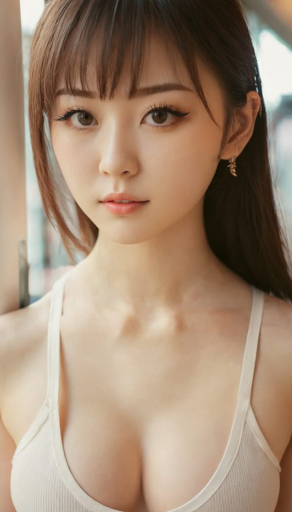 Tags: 21872187, SDXL
{"3": {"inputs": {"seed": 232561966196574, "steps": 32, "cfg": 5.64, "sampler_name": "dpmpp_2m", "scheduler": "karras", "denoise": 1.0, "model": ["27", 0], "positive": ["6", 0], "negative": ["7", 0], "latent_image": ["5", 0]}, "class_type": "KSampler"}, "4": {"inputs": {"ckpt_name": "juggernautxl.safetensors"}, "class_type": "CheckpointLoaderSimple"}, "5": {"inputs": {"width": 768, "height": 1344, "batch_size": 1}, "class_type": "EmptyLatentImage"}, "6": {"inputs": {"text": "25 year old girl, (irish:1.06), (japanese:1.03), (blush:1.06), (seductive pose:1.04), (beautiful eyes:1.09), (cute:0.98), (slim:1.08), (pale skin:1.07), (eyelashes:1.05), (double eyelids:1.10), (temptress:1.10), (idol:1.07), (detailed face:1.06), (in a seductive pose:1.05), (large perky breasts:1.03), (cleavage:1.09), (thigh gap:1.08), (white tanktop:1.07), busy street, (soft lighting:1.05), (candid cinema:1.00), (skin fuzz:1.03), (portra:1.01), (film:1.09), (detailed skin:1.06), (textured skin:1.01), (RAW:1.08), (natural looking skin:1.01)", "clip": ["27", 1]}, "class_type": "CLIPTextEncode"}, "7": {"inputs": {"text": "(worst quality:1.05), (watermark:1.09), (distorted:1.10), (open mouth:1.12), (bad hands:1.08), (twisted:1.07), (low resolution:1.14)", "clip": ["27", 1]}, "class_type": "CLIPTextEncode"}, "8": {"inputs": {"samples": ["3", 0], "vae": ["4", 2]}, "class_type": "VAEDecode"}, "25": {"inputs": {"lora_name": "nudify_xl.safetensors", "strength_model": 0.29, "strength_clip": 0.0, "model": ["4", 0], "clip": ["4", 1]}, "class_type": "LoraLoader"}, "26": {"inputs": {"lora_name": "shirtlift_SDXL_v2.safetensors", "strength_model": 0.07, "strength_clip": 0.0, "model": ["25", 0], "clip": ["25", 1]}, "class_type": "LoraLoader"}, "27": {"inputs": {"lora_name": "PerfectEyesXL.safetensors", "strength_model": 0.03, "strength_clip": 0.19, "model": ["26", 0], "clip": ["26", 1]}, "class_type": "LoraLoader"}, "30": {"inputs": {"model_name": "4x_NMKD-Superscale-SP_178000_G.pth"}, "class_type": "UpscaleModelLoader"}, "31": {"inputs": {"upscale_model": ["30", 0], "image": ["8", 0]}, "class_type": "ImageUpscaleWithModel"}, "32": {"inputs": {"upscale_method": "lanczos", "scale_by": 0.5, "image": ["31", 0]}, "class_type": "ImageScaleBy"}, "33": {"inputs": {"pixels": ["32", 0], "vae": ["4", 2]}, "class_type": "VAEEncode"}, "34": {"inputs": {"seed": 232561966196574, "steps": 32, "cfg": 5.64, "sampler_name": "dpmpp_2m", "scheduler": "karras", "denoise": 0.3, "model": ["27", 0], "positive": ["6", 0], "negative": ["7", 0], "latent_image": ["33", 0]}, "class_type": "KSampler"}, "36": {"inputs": {"samples": ["34", 0], "vae": ["4", 2]}, "class_type": "VAEDecode"}, "39": {"inputs": {"filename_prefix": "comfyapi-1713604383318", "images": ["36", 0]}, "class_type": "SaveImage"}}