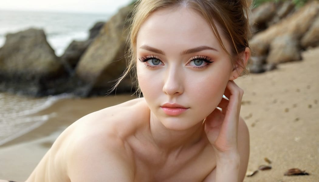 Tags: 21872187, SDXL
{"3": {"inputs": {"seed": 748463185869823, "steps": 64, "cfg": 7.63, "sampler_name": "dpmpp_2m", "scheduler": "karras", "denoise": 1.0, "model": ["27", 0], "positive": ["6", 0], "negative": ["7", 0], "latent_image": ["5", 0]}, "class_type": "KSampler"}, "4": {"inputs": {"ckpt_name": "juggernautxl.safetensors"}, "class_type": "CheckpointLoaderSimple"}, "5": {"inputs": {"width": 1344, "height": 768, "batch_size": 1}, "class_type": "EmptyLatentImage"}, "6": {"inputs": {"text": "28 year old girl, (russian:1.03), (eyelashes:1.02), (seductive pose:0.96), (temptress:1.12), (beautiful eyes:1.08), (double eyelids:0.98), (sexy lips:1.06), (detailed face:1.01), (idol:1.05), (pale skin:0.97), (seductive facial expression:1.06), (slim:0.96), (cute:1.01), (blush:1.07), (in a seductive pose:1.09), (large perky breasts:1.04), (cleavage:1.02), (thigh gap:1.14), strolling (nude:1.10) at a beach, (detailed skin:1.03), (portra:1.04), (soft lighting:1.00), (textured skin:1.01), (skin fuzz:1.07), (film:1.05), (candid cinema:1.03), (natural looking skin:1.03), (RAW:1.05)", "clip": ["27", 1]}, "class_type": "CLIPTextEncode"}, "7": {"inputs": {"text": "(low resolution:1.11), (worst quality:1.13), (open mouth:1.11), (distorted:1.12), (twisted:1.06), (watermark:1.05), (bad hands:1.06)", "clip": ["27", 1]}, "class_type": "CLIPTextEncode"}, "8": {"inputs": {"samples": ["3", 0], "vae": ["4", 2]}, "class_type": "VAEDecode"}, "25": {"inputs": {"lora_name": "nudify_xl.safetensors", "strength_model": 0.01, "strength_clip": 0.31, "model": ["4", 0], "clip": ["4", 1]}, "class_type": "LoraLoader"}, "26": {"inputs": {"lora_name": "shirtlift_SDXL_v2.safetensors", "strength_model": 0.11, "strength_clip": 0.03, "model": ["25", 0], "clip": ["25", 1]}, "class_type": "LoraLoader"}, "27": {"inputs": {"lora_name": "PerfectEyesXL.safetensors", "strength_model": 0.1, "strength_clip": 0.16, "model": ["26", 0], "clip": ["26", 1]}, "class_type": "LoraLoader"}, "30": {"inputs": {"model_name": "4x_NMKD-Superscale-SP_178000_G.pth"}, "class_type": "UpscaleModelLoader"}, "31": {"inputs": {"upscale_model": ["30", 0], "image": ["8", 0]}, "class_type": "ImageUpscaleWithModel"}, "32": {"inputs": {"upscale_method": "lanczos", "scale_by": 0.5, "image": ["31", 0]}, "class_type": "ImageScaleBy"}, "33": {"inputs": {"pixels": ["32", 0], "vae": ["4", 2]}, "class_type": "VAEEncode"}, "34": {"inputs": {"seed": 748463185869823, "steps": 64, "cfg": 7.63, "sampler_name": "dpmpp_2m", "scheduler": "karras", "denoise": 0.3, "model": ["27", 0], "positive": ["6", 0], "negative": ["7", 0], "latent_image": ["33", 0]}, "class_type": "KSampler"}, "36": {"inputs": {"samples": ["34", 0], "vae": ["4", 2]}, "class_type": "VAEDecode"}, "39": {"inputs": {"filename_prefix": "comfyapi-1734802173298", "images": ["36", 0]}, "class_type": "SaveImage"}}