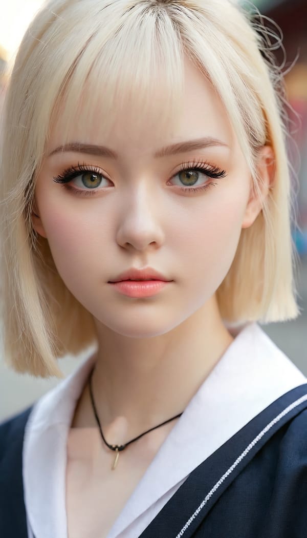 Tags: 21872187, SDXL
{"3": {"inputs": {"seed": 248479184297066, "steps": 64, "cfg": 6.77, "sampler_name": "dpmpp_2m", "scheduler": "karras", "denoise": 1.0, "model": ["27", 0], "positive": ["6", 0], "negative": ["7", 0], "latent_image": ["5", 0]}, "class_type": "KSampler"}, "4": {"inputs": {"ckpt_name": "juggernautxl.safetensors"}, "class_type": "CheckpointLoaderSimple"}, "5": {"inputs": {"width": 768, "height": 1344, "batch_size": 1}, "class_type": "EmptyLatentImage"}, "6": {"inputs": {"text": "24 year old girl, (temptress:1.11), (detailed face:0.97), (slim:1.07), (idol:0.99), (pale skin:1.12), (beautiful eyes:0.95), (eyelashes:1.08), (seductive facial expression:1.14), (cute:1.07), (seductive pose:1.03), (sexy lips:1.00), (double eyelids:1.00), (blush:1.01), (in a seductive pose:1.09), (large perky breasts:1.10), (cleavage:0.95), (thigh gap:0.96), (school uniform:1.06), choker, busy street, (textured skin:1.09), (film:1.06), (skin fuzz:1.03), (detailed skin:1.01), (portra:1.01), (natural looking skin:1.06), (candid cinema:1.07), (soft lighting:1.08), (RAW:1.05)", "clip": ["27", 1]}, "class_type": "CLIPTextEncode"}, "7": {"inputs": {"text": "(low resolution:1.12), (twisted:1.05), (worst quality:1.05), (open mouth:1.07), (watermark:1.14), (bad hands:1.07), (distorted:1.11)", "clip": ["27", 1]}, "class_type": "CLIPTextEncode"}, "8": {"inputs": {"samples": ["3", 0], "vae": ["4", 2]}, "class_type": "VAEDecode"}, "25": {"inputs": {"lora_name": "nudify_xl.safetensors", "strength_model": 0.3, "strength_clip": 0.0, "model": ["4", 0], "clip": ["4", 1]}, "class_type": "LoraLoader"}, "26": {"inputs": {"lora_name": "shirtlift_SDXL_v2.safetensors", "strength_model": 0.05, "strength_clip": 0.12, "model": ["25", 0], "clip": ["25", 1]}, "class_type": "LoraLoader"}, "27": {"inputs": {"lora_name": "PerfectEyesXL.safetensors", "strength_model": 0.15, "strength_clip": 0.17, "model": ["26", 0], "clip": ["26", 1]}, "class_type": "LoraLoader"}, "30": {"inputs": {"model_name": "4x_NMKD-Superscale-SP_178000_G.pth"}, "class_type": "UpscaleModelLoader"}, "31": {"inputs": {"upscale_model": ["30", 0], "image": ["8", 0]}, "class_type": "ImageUpscaleWithModel"}, "32": {"inputs": {"upscale_method": "lanczos", "scale_by": 0.5, "image": ["31", 0]}, "class_type": "ImageScaleBy"}, "33": {"inputs": {"pixels": ["32", 0], "vae": ["4", 2]}, "class_type": "VAEEncode"}, "34": {"inputs": {"seed": 248479184297066, "steps": 64, "cfg": 6.77, "sampler_name": "dpmpp_2m", "scheduler": "karras", "denoise": 0.3, "model": ["27", 0], "positive": ["6", 0], "negative": ["7", 0], "latent_image": ["33", 0]}, "class_type": "KSampler"}, "36": {"inputs": {"samples": ["34", 0], "vae": ["4", 2]}, "class_type": "VAEDecode"}, "39": {"inputs": {"filename_prefix": "comfyapi-1716336410991", "images": ["36", 0]}, "class_type": "SaveImage"}}