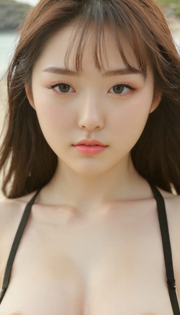 Tags: 21872187, SDXL
{"3": {"inputs": {"seed": 855886991161417, "steps": 64, "cfg": 5.51, "sampler_name": "dpmpp_2m", "scheduler": "karras", "denoise": 1.0, "model": ["27", 0], "positive": ["6", 0], "negative": ["7", 0], "latent_image": ["5", 0]}, "class_type": "KSampler"}, "4": {"inputs": {"ckpt_name": "juggernautxl.safetensors"}, "class_type": "CheckpointLoaderSimple"}, "5": {"inputs": {"width": 768, "height": 1344, "batch_size": 1}, "class_type": "EmptyLatentImage"}, "6": {"inputs": {"text": "18 year old girl, (korean:1.06), (irish:1.03), (cute:1.02), (seductive facial expression:1.00), (pale skin:1.08), (eyelashes:0.96), (beautiful eyes:1.06), (double eyelids:1.09), (idol:1.05), (seductive pose:1.14), (blush:1.07), (slim:1.01), (temptress:0.97), (sexy lips:1.05), (detailed face:1.13), (in a seductive pose:1.10), (large perky breasts:1.12), (cleavage:1.07), (thigh gap:1.06), wearing (bikini:0.99) at a beach, (soft lighting:1.04), (candid cinema:1.04), (skin fuzz:1.07), (RAW:1.06), (textured skin:1.01), (portra:1.08), (detailed skin:1.02), (film:1.09), (natural looking skin:1.08)", "clip": ["27", 1]}, "class_type": "CLIPTextEncode"}, "7": {"inputs": {"text": "(low resolution:1.13), (watermark:1.09), (twisted:1.05), (open mouth:1.07), (worst quality:1.07), (distorted:1.12), (bad hands:1.13)", "clip": ["27", 1]}, "class_type": "CLIPTextEncode"}, "8": {"inputs": {"samples": ["3", 0], "vae": ["4", 2]}, "class_type": "VAEDecode"}, "25": {"inputs": {"lora_name": "nudify_xl.safetensors", "strength_model": 0.28, "strength_clip": 0.24, "model": ["4", 0], "clip": ["4", 1]}, "class_type": "LoraLoader"}, "26": {"inputs": {"lora_name": "shirtlift_SDXL_v2.safetensors", "strength_model": 0.16, "strength_clip": 0.12, "model": ["25", 0], "clip": ["25", 1]}, "class_type": "LoraLoader"}, "27": {"inputs": {"lora_name": "PerfectEyesXL.safetensors", "strength_model": 0.0, "strength_clip": 0.16, "model": ["26", 0], "clip": ["26", 1]}, "class_type": "LoraLoader"}, "30": {"inputs": {"model_name": "4x_NMKD-Superscale-SP_178000_G.pth"}, "class_type": "UpscaleModelLoader"}, "31": {"inputs": {"upscale_model": ["30", 0], "image": ["8", 0]}, "class_type": "ImageUpscaleWithModel"}, "32": {"inputs": {"upscale_method": "lanczos", "scale_by": 0.5, "image": ["31", 0]}, "class_type": "ImageScaleBy"}, "33": {"inputs": {"pixels": ["32", 0], "vae": ["4", 2]}, "class_type": "VAEEncode"}, "34": {"inputs": {"seed": 855886991161417, "steps": 64, "cfg": 5.51, "sampler_name": "dpmpp_2m", "scheduler": "karras", "denoise": 0.3, "model": ["27", 0], "positive": ["6", 0], "negative": ["7", 0], "latent_image": ["33", 0]}, "class_type": "KSampler"}, "36": {"inputs": {"samples": ["34", 0], "vae": ["4", 2]}, "class_type": "VAEDecode"}, "39": {"inputs": {"filename_prefix": "comfyapi-1726185931885", "images": ["36", 0]}, "class_type": "SaveImage"}}