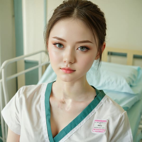 Tags: 21872187, SDXL
{"3": {"inputs": {"seed": 860231009931446, "steps": 32, "cfg": 7.9, "sampler_name": "dpmpp_2m", "scheduler": "karras", "denoise": 1.0, "model": ["27", 0], "positive": ["6", 0], "negative": ["7", 0], "latent_image": ["5", 0]}, "class_type": "KSampler"}, "4": {"inputs": {"ckpt_name": "juggernautxl.safetensors"}, "class_type": "CheckpointLoaderSimple"}, "5": {"inputs": {"width": 1024, "height": 1024, "batch_size": 1}, "class_type": "EmptyLatentImage"}, "6": {"inputs": {"text": "20 year old girl, (slim:1.11), (seductive facial expression:1.01), (temptress:1.04), (cute:0.98), (detailed face:1.06), (idol:1.09), (pale skin:1.12), (double eyelids:1.14), (blush:1.10), (seductive pose:0.99), (sexy lips:1.03), (eyelashes:1.07), (beautiful eyes:1.11), (in a seductive pose:1.03), (large perky breasts:0.98), (cleavage:1.02), (thigh gap:0.97), (nurse in uniform:0.99) working in a hospital ward, (film:1.05), (natural looking skin:1.05), (candid cinema:1.03), (portra:1.06), (detailed skin:1.08), (soft lighting:1.05), (skin fuzz:1.04), (textured skin:1.06), (RAW:1.09)", "clip": ["27", 1]}, "class_type": "CLIPTextEncode"}, "7": {"inputs": {"text": "(low resolution:1.09), (open mouth:1.14), (twisted:1.13), (watermark:1.14), (bad hands:1.14), (worst quality:1.08), (distorted:1.12)", "clip": ["27", 1]}, "class_type": "CLIPTextEncode"}, "8": {"inputs": {"samples": ["3", 0], "vae": ["4", 2]}, "class_type": "VAEDecode"}, "25": {"inputs": {"lora_name": "nudify_xl.safetensors", "strength_model": 0.06, "strength_clip": 0.07, "model": ["4", 0], "clip": ["4", 1]}, "class_type": "LoraLoader"}, "26": {"inputs": {"lora_name": "shirtlift_SDXL_v2.safetensors", "strength_model": 0.13, "strength_clip": 0.02, "model": ["25", 0], "clip": ["25", 1]}, "class_type": "LoraLoader"}, "27": {"inputs": {"lora_name": "PerfectEyesXL.safetensors", "strength_model": 0.02, "strength_clip": 0.07, "model": ["26", 0], "clip": ["26", 1]}, "class_type": "LoraLoader"}, "30": {"inputs": {"model_name": "4x_NMKD-Superscale-SP_178000_G.pth"}, "class_type": "UpscaleModelLoader"}, "31": {"inputs": {"upscale_model": ["30", 0], "image": ["8", 0]}, "class_type": "ImageUpscaleWithModel"}, "32": {"inputs": {"upscale_method": "lanczos", "scale_by": 0.5, "image": ["31", 0]}, "class_type": "ImageScaleBy"}, "33": {"inputs": {"pixels": ["32", 0], "vae": ["4", 2]}, "class_type": "VAEEncode"}, "34": {"inputs": {"seed": 860231009931446, "steps": 32, "cfg": 7.9, "sampler_name": "dpmpp_2m", "scheduler": "karras", "denoise": 0.3, "model": ["27", 0], "positive": ["6", 0], "negative": ["7", 0], "latent_image": ["33", 0]}, "class_type": "KSampler"}, "36": {"inputs": {"samples": ["34", 0], "vae": ["4", 2]}, "class_type": "VAEDecode"}, "39": {"inputs": {"filename_prefix": "comfyapi-1726737001323", "images": ["36", 0]}, "class_type": "SaveImage"}}