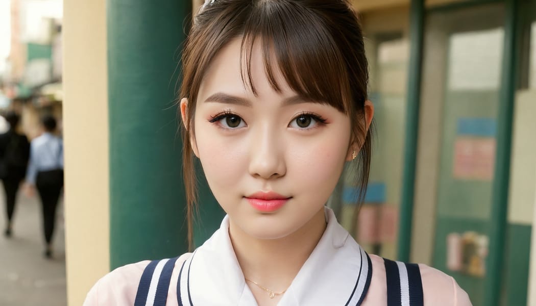 Tags: 21872187, SDXL
{"3": {"inputs": {"seed": 743730882430411, "steps": 32, "cfg": 7.89, "sampler_name": "dpmpp_2m", "scheduler": "karras", "denoise": 1.0, "model": ["27", 0], "positive": ["6", 0], "negative": ["7", 0], "latent_image": ["5", 0]}, "class_type": "KSampler"}, "4": {"inputs": {"ckpt_name": "juggernautXL_v8Rundiffusion.safetensors"}, "class_type": "CheckpointLoaderSimple"}, "5": {"inputs": {"width": 1344, "height": 768, "batch_size": 1}, "class_type": "EmptyLatentImage"}, "6": {"inputs": {"text": "24 year old girl, (sexy lips:1.10), (double eyelids:1.14), (seductive pose:1.09), (blush:1.09), (seductive facial expression:1.14), (idol:0.98), (pale skin:1.00), (eyelashes:0.98), (detailed face:1.08), (slim:1.07), (cute:1.03), (temptress:0.98), (beautiful eyes:1.14), (in a seductive pose:0.97), (large perky breasts:1.01), (cleavage:0.96), (thigh gap:1.06), (school uniform:1.03), choker, busy street, (skin fuzz:1.09), (candid cinema:1.03), (natural looking skin:1.02), (textured skin:1.02), (portra:1.01), (soft lighting:1.06), (film:1.00), (detailed skin:1.07), (RAW:1.01)", "clip": ["27", 1]}, "class_type": "CLIPTextEncode"}, "7": {"inputs": {"text": "(twisted:1.11), (low resolution:1.05), (open mouth:1.14), (worst quality:1.14), (watermark:1.14), (distorted:1.07), (bad hands:1.08)", "clip": ["27", 1]}, "class_type": "CLIPTextEncode"}, "8": {"inputs": {"samples": ["3", 0], "vae": ["4", 2]}, "class_type": "VAEDecode"}, "25": {"inputs": {"lora_name": "nudify_xl.safetensors", "strength_model": 0.12, "strength_clip": 0.31, "model": ["4", 0], "clip": ["4", 1]}, "class_type": "LoraLoader"}, "26": {"inputs": {"lora_name": "shirtlift_SDXL_v2.safetensors", "strength_model": 0.13, "strength_clip": 0.04, "model": ["25", 0], "clip": ["25", 1]}, "class_type": "LoraLoader"}, "27": {"inputs": {"lora_name": "PerfectEyesXL.safetensors", "strength_model": 0.03, "strength_clip": 0.11, "model": ["26", 0], "clip": ["26", 1]}, "class_type": "LoraLoader"}, "30": {"inputs": {"model_name": "4x_NMKD-Superscale-SP_178000_G.pth"}, "class_type": "UpscaleModelLoader"}, "31": {"inputs": {"upscale_model": ["30", 0], "image": ["8", 0]}, "class_type": "ImageUpscaleWithModel"}, "32": {"inputs": {"upscale_method": "lanczos", "scale_by": 0.5, "image": ["31", 0]}, "class_type": "ImageScaleBy"}, "33": {"inputs": {"pixels": ["32", 0], "vae": ["4", 2]}, "class_type": "VAEEncode"}, "34": {"inputs": {"seed": 743730882430411, "steps": 32, "cfg": 7.89, "sampler_name": "dpmpp_2m", "scheduler": "karras", "denoise": 0.3, "model": ["27", 0], "positive": ["6", 0], "negative": ["7", 0], "latent_image": ["33", 0]}, "class_type": "KSampler"}, "36": {"inputs": {"samples": ["34", 0], "vae": ["4", 2]}, "class_type": "VAEDecode"}, "39": {"inputs": {"filename_prefix": "comfyapi-1707330476084", "images": ["36", 0]}, "class_type": "SaveImage"}}