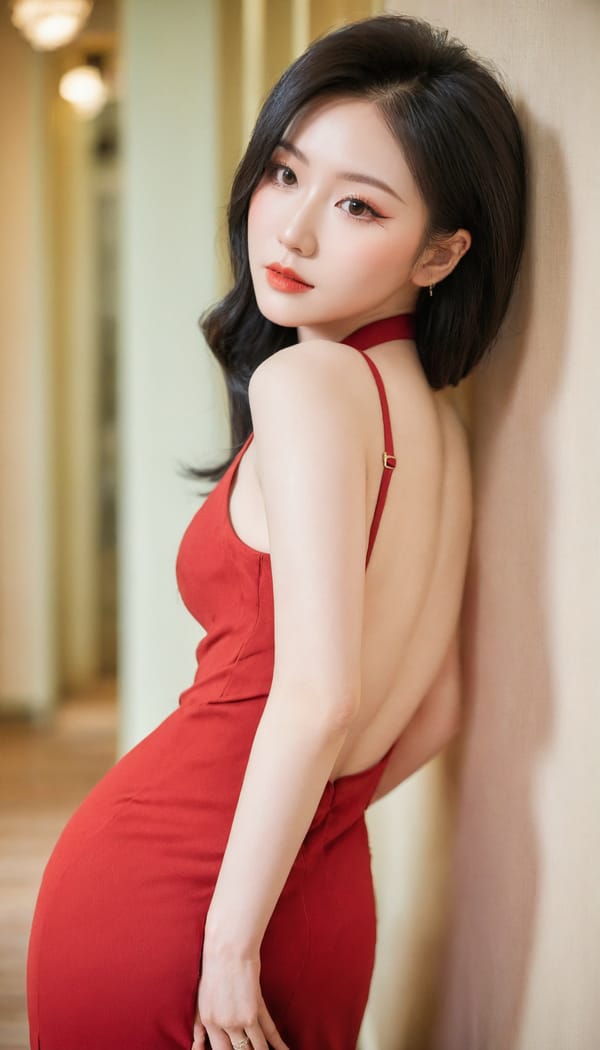 Tags: 21872187, SDXL
{"3": {"inputs": {"seed": 966335611114749, "steps": 32, "cfg": 5.65, "sampler_name": "dpmpp_2m", "scheduler": "karras", "denoise": 1.0, "model": ["27", 0], "positive": ["6", 0], "negative": ["7", 0], "latent_image": ["5", 0]}, "class_type": "KSampler"}, "4": {"inputs": {"ckpt_name": "leosamsHelloworldSDXL_helloworldSDXL32DPO.safetensors"}, "class_type": "CheckpointLoaderSimple"}, "5": {"inputs": {"width": 768, "height": 1344, "batch_size": 1}, "class_type": "EmptyLatentImage"}, "6": {"inputs": {"text": "28 year old girl, (taiwanese:0.99), (temptress:1.01), (pale skin:0.98), (cute:0.97), (seductive pose:1.00), (eyelashes:1.13), (beautiful eyes:1.10), (idol:1.00), (seductive facial expression:0.95), (detailed face:0.99), (double eyelids:1.02), (slim:1.00), (sexy lips:1.10), (blush:1.13), (on all fours:0.95), (spreading ass cheeks:1.03), (from behind:1.13), (backboob:1.05), (wearing a low-cut red dress:1.07) at a ballroom, (detailed skin:1.03), (textured skin:1.06), (soft lighting:1.00), (natural looking skin:1.00), (RAW:1.04), (film:1.02), (candid cinema:1.03), (portra:1.01), (skin fuzz:1.05)", "clip": ["27", 1]}, "class_type": "CLIPTextEncode"}, "7": {"inputs": {"text": "(watermark:1.14), (distorted:1.06), (worst quality:1.07), (twisted:1.13), (low resolution:1.07), (bad hands:1.06), (open mouth:1.13)", "clip": ["27", 1]}, "class_type": "CLIPTextEncode"}, "8": {"inputs": {"samples": ["3", 0], "vae": ["4", 2]}, "class_type": "VAEDecode"}, "25": {"inputs": {"lora_name": "nudify_xl.safetensors", "strength_model": 0.1, "strength_clip": 0.13, "model": ["4", 0], "clip": ["4", 1]}, "class_type": "LoraLoader"}, "26": {"inputs": {"lora_name": "shirtlift_SDXL_v2.safetensors", "strength_model": 0.0, "strength_clip": 0.07, "model": ["25", 0], "clip": ["25", 1]}, "class_type": "LoraLoader"}, "27": {"inputs": {"lora_name": "PerfectEyesXL.safetensors", "strength_model": 0.1, "strength_clip": 0.17, "model": ["26", 0], "clip": ["26", 1]}, "class_type": "LoraLoader"}, "30": {"inputs": {"model_name": "4x_NMKD-Superscale-SP_178000_G.pth"}, "class_type": "UpscaleModelLoader"}, "31": {"inputs": {"upscale_model": ["30", 0], "image": ["8", 0]}, "class_type": "ImageUpscaleWithModel"}, "32": {"inputs": {"upscale_method": "lanczos", "scale_by": 0.5, "image": ["31", 0]}, "class_type": "ImageScaleBy"}, "33": {"inputs": {"pixels": ["32", 0], "vae": ["4", 2]}, "class_type": "VAEEncode"}, "34": {"inputs": {"seed": 966335611114749, "steps": 32, "cfg": 5.65, "sampler_name": "dpmpp_2m", "scheduler": "karras", "denoise": 0.3, "model": ["27", 0], "positive": ["6", 0], "negative": ["7", 0], "latent_image": ["33", 0]}, "class_type": "KSampler"}, "36": {"inputs": {"samples": ["34", 0], "vae": ["4", 2]}, "class_type": "VAEDecode"}, "39": {"inputs": {"filename_prefix": "comfyapi-1707566272130", "images": ["36", 0]}, "class_type": "SaveImage"}}