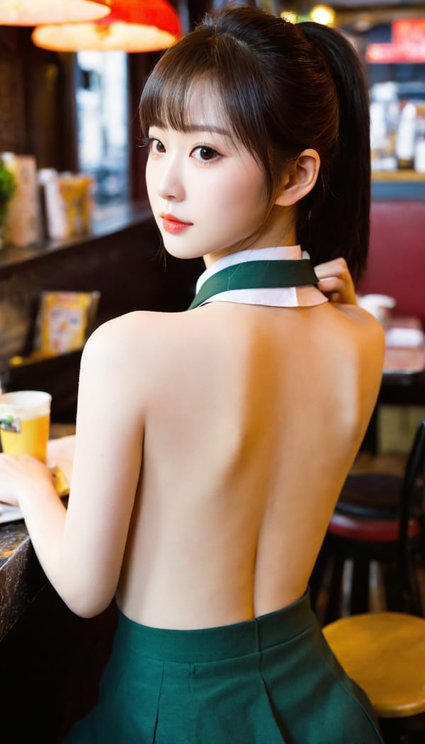 Tags: 21872187, SDXL
{"3": {"inputs": {"seed": 486950994312705, "steps": 64, "cfg": 6.47, "sampler_name": "dpmpp_2m", "scheduler": "karras", "denoise": 1.0, "model": ["27", 0], "positive": ["6", 0], "negative": ["7", 0], "latent_image": ["5", 0]}, "class_type": "KSampler"}, "4": {"inputs": {"ckpt_name": "helloworldxl.safetensors"}, "class_type": "CheckpointLoaderSimple"}, "5": {"inputs": {"width": 768, "height": 1344, "batch_size": 1}, "class_type": "EmptyLatentImage"}, "6": {"inputs": {"text": "25 year old girl, (chinese:0.98), (taiwanese:0.97), (japanese:1.06), (irish:1.14), (slim:0.99), (pale skin:0.99), (temptress:0.95), (double eyelids:1.10), (detailed face:1.06), (idol:1.11), (beautiful eyes:1.12), (cute:1.02), (sexy lips:1.07), (eyelashes:1.11), (seductive pose:0.95), (seductive facial expression:0.95), (on all fours:1.11), (spreading ass cheeks:0.99), (from behind:1.03), (backboob:1.07), (a waitress in uniform:1.09) working at a restaurant, (textured skin:1.05), (natural looking skin:1.04), (RAW:1.05), (portra:1.05), (soft lighting:1.00), (film:1.03), (candid cinema:1.02), (skin fuzz:1.02), (detailed skin:1.02)", "clip": ["27", 1]}, "class_type": "CLIPTextEncode"}, "7": {"inputs": {"text": "(bad hands:1.05), (worst quality:1.11), (watermark:1.05), (open mouth:1.05), (twisted:1.09), (distorted:1.07), (low resolution:1.13)", "clip": ["27", 1]}, "class_type": "CLIPTextEncode"}, "8": {"inputs": {"samples": ["3", 0], "vae": ["4", 2]}, "class_type": "VAEDecode"}, "25": {"inputs": {"lora_name": "nudify_xl.safetensors", "strength_model": 0.31, "strength_clip": 0.1, "model": ["4", 0], "clip": ["4", 1]}, "class_type": "LoraLoader"}, "26": {"inputs": {"lora_name": "shirtlift_SDXL_v2.safetensors", "strength_model": 0.07, "strength_clip": 0.19, "model": ["25", 0], "clip": ["25", 1]}, "class_type": "LoraLoader"}, "27": {"inputs": {"lora_name": "PerfectEyesXL.safetensors", "strength_model": 0.18, "strength_clip": 0.08, "model": ["26", 0], "clip": ["26", 1]}, "class_type": "LoraLoader"}, "30": {"inputs": {"model_name": "4x_NMKD-Superscale-SP_178000_G.pth"}, "class_type": "UpscaleModelLoader"}, "31": {"inputs": {"upscale_model": ["30", 0], "image": ["8", 0]}, "class_type": "ImageUpscaleWithModel"}, "32": {"inputs": {"upscale_method": "lanczos", "scale_by": 0.5, "image": ["31", 0]}, "class_type": "ImageScaleBy"}, "33": {"inputs": {"pixels": ["32", 0], "vae": ["4", 2]}, "class_type": "VAEEncode"}, "34": {"inputs": {"seed": 486950994312705, "steps": 64, "cfg": 6.47, "sampler_name": "dpmpp_2m", "scheduler": "karras", "denoise": 0.3, "model": ["27", 0], "positive": ["6", 0], "negative": ["7", 0], "latent_image": ["33", 0]}, "class_type": "KSampler"}, "36": {"inputs": {"samples": ["34", 0], "vae": ["4", 2]}, "class_type": "VAEDecode"}, "39": {"inputs": {"filename_prefix": "comfyapi-1713994904516", "images": ["36", 0]}, "class_type": "SaveImage"}}