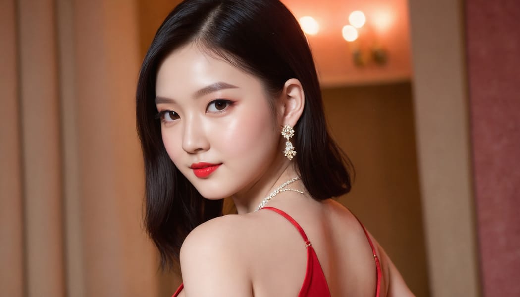 Tags: 21872187, SDXL
{"3": {"inputs": {"seed": 376823975292686, "steps": 32, "cfg": 6.13, "sampler_name": "dpmpp_2m", "scheduler": "karras", "denoise": 1.0, "model": ["27", 0], "positive": ["6", 0], "negative": ["7", 0], "latent_image": ["5", 0]}, "class_type": "KSampler"}, "4": {"inputs": {"ckpt_name": "juggernautXL_v8Rundiffusion.safetensors"}, "class_type": "CheckpointLoaderSimple"}, "5": {"inputs": {"width": 1344, "height": 768, "batch_size": 1}, "class_type": "EmptyLatentImage"}, "6": {"inputs": {"text": "23 year old girl, (double eyelids:1.04), (idol:1.04), (seductive pose:1.14), (slim:0.95), (sexy lips:0.97), (beautiful eyes:1.00), (pale skin:0.95), (detailed face:1.12), (temptress:1.10), (blush:0.98), (cute:1.04), (eyelashes:1.04), (perky ass:1.09), (exposed ass:1.09), (looking back:1.06), (sexy ass:1.06), (thigh gap:1.07), (wearing a low-cut red dress:1.00) at a ballroom, (textured skin:1.07), (soft lighting:1.08), (portra:1.00), (candid cinema:1.06), (RAW:1.01), (natural looking skin:1.08), (film:1.09), (skin fuzz:1.00), (detailed skin:1.08)", "clip": ["27", 1]}, "class_type": "CLIPTextEncode"}, "7": {"inputs": {"text": "(watermark:1.13), (twisted:1.12), (open mouth:1.08), (worst quality:1.11), (distorted:1.06), (low resolution:1.10), (bad hands:1.13)", "clip": ["27", 1]}, "class_type": "CLIPTextEncode"}, "8": {"inputs": {"samples": ["3", 0], "vae": ["4", 2]}, "class_type": "VAEDecode"}, "25": {"inputs": {"lora_name": "nudify_xl.safetensors", "strength_model": 0.0, "strength_clip": 0.03, "model": ["4", 0], "clip": ["4", 1]}, "class_type": "LoraLoader"}, "26": {"inputs": {"lora_name": "shirtlift_SDXL_v2.safetensors", "strength_model": 0.13, "strength_clip": 0.01, "model": ["25", 0], "clip": ["25", 1]}, "class_type": "LoraLoader"}, "27": {"inputs": {"lora_name": "PerfectEyesXL.safetensors", "strength_model": 0.02, "strength_clip": 0.02, "model": ["26", 0], "clip": ["26", 1]}, "class_type": "LoraLoader"}, "30": {"inputs": {"model_name": "4x_NMKD-Superscale-SP_178000_G.pth"}, "class_type": "UpscaleModelLoader"}, "31": {"inputs": {"upscale_model": ["30", 0], "image": ["8", 0]}, "class_type": "ImageUpscaleWithModel"}, "32": {"inputs": {"upscale_method": "lanczos", "scale_by": 0.5, "image": ["31", 0]}, "class_type": "ImageScaleBy"}, "33": {"inputs": {"pixels": ["32", 0], "vae": ["4", 2]}, "class_type": "VAEEncode"}, "34": {"inputs": {"seed": 376823975292686, "steps": 32, "cfg": 6.13, "sampler_name": "dpmpp_2m", "scheduler": "karras", "denoise": 0.3, "model": ["27", 0], "positive": ["6", 0], "negative": ["7", 0], "latent_image": ["33", 0]}, "class_type": "KSampler"}, "36": {"inputs": {"samples": ["34", 0], "vae": ["4", 2]}, "class_type": "VAEDecode"}, "39": {"inputs": {"filename_prefix": "comfyapi-1707607511327", "images": ["36", 0]}, "class_type": "SaveImage"}}