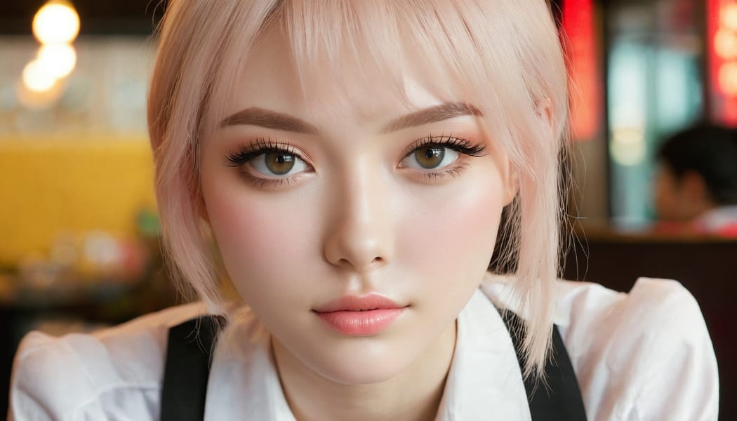 Tags: 21872187, SDXL
{"3": {"inputs": {"seed": 326818659105719, "steps": 32, "cfg": 6.98, "sampler_name": "dpmpp_2m", "scheduler": "karras", "denoise": 1.0, "model": ["27", 0], "positive": ["6", 0], "negative": ["7", 0], "latent_image": ["5", 0]}, "class_type": "KSampler"}, "4": {"inputs": {"ckpt_name": "juggernautxl.safetensors"}, "class_type": "CheckpointLoaderSimple"}, "5": {"inputs": {"width": 1344, "height": 768, "batch_size": 1}, "class_type": "EmptyLatentImage"}, "6": {"inputs": {"text": "26 year old girl, (detailed face:0.98), (seductive facial expression:0.95), (temptress:1.10), (pale skin:0.95), (sexy lips:1.13), (blush:1.09), (idol:1.12), (cute:1.12), (beautiful eyes:0.96), (seductive pose:0.95), (eyelashes:1.01), (slim:1.06), (double eyelids:1.11), (in a seductive pose:0.96), (large perky breasts:1.14), (cleavage:1.05), (thigh gap:0.96), (a waitress in uniform:0.97) working at a restaurant, (detailed skin:1.07), (candid cinema:1.07), (RAW:1.04), (natural looking skin:1.05), (portra:1.07), (skin fuzz:1.03), (soft lighting:1.09), (film:1.03), (textured skin:1.02)", "clip": ["27", 1]}, "class_type": "CLIPTextEncode"}, "7": {"inputs": {"text": "(watermark:1.10), (twisted:1.05), (low resolution:1.07), (bad hands:1.13), (open mouth:1.12), (distorted:1.07), (worst quality:1.06)", "clip": ["27", 1]}, "class_type": "CLIPTextEncode"}, "8": {"inputs": {"samples": ["3", 0], "vae": ["4", 2]}, "class_type": "VAEDecode"}, "25": {"inputs": {"lora_name": "nudify_xl.safetensors", "strength_model": 0.2, "strength_clip": 0.13, "model": ["4", 0], "clip": ["4", 1]}, "class_type": "LoraLoader"}, "26": {"inputs": {"lora_name": "shirtlift_SDXL_v2.safetensors", "strength_model": 0.02, "strength_clip": 0.06, "model": ["25", 0], "clip": ["25", 1]}, "class_type": "LoraLoader"}, "27": {"inputs": {"lora_name": "PerfectEyesXL.safetensors", "strength_model": 0.0, "strength_clip": 0.18, "model": ["26", 0], "clip": ["26", 1]}, "class_type": "LoraLoader"}, "30": {"inputs": {"model_name": "4x_NMKD-Superscale-SP_178000_G.pth"}, "class_type": "UpscaleModelLoader"}, "31": {"inputs": {"upscale_model": ["30", 0], "image": ["8", 0]}, "class_type": "ImageUpscaleWithModel"}, "32": {"inputs": {"upscale_method": "lanczos", "scale_by": 0.5, "image": ["31", 0]}, "class_type": "ImageScaleBy"}, "33": {"inputs": {"pixels": ["32", 0], "vae": ["4", 2]}, "class_type": "VAEEncode"}, "34": {"inputs": {"seed": 326818659105719, "steps": 32, "cfg": 6.98, "sampler_name": "dpmpp_2m", "scheduler": "karras", "denoise": 0.3, "model": ["27", 0], "positive": ["6", 0], "negative": ["7", 0], "latent_image": ["33", 0]}, "class_type": "KSampler"}, "36": {"inputs": {"samples": ["34", 0], "vae": ["4", 2]}, "class_type": "VAEDecode"}, "39": {"inputs": {"filename_prefix": "comfyapi-1732540397253", "images": ["36", 0]}, "class_type": "SaveImage"}}