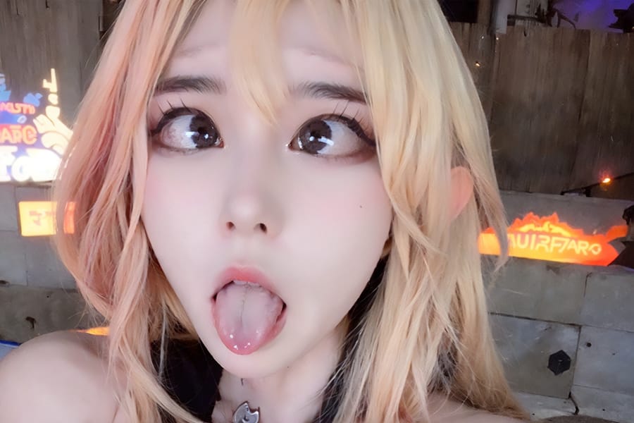 Tags: 21872187
<lora:koreanDollLikeness:0.59>, <lora:taiwanDollLikeness_v20:0.46>, <lora:YaeMiko_Test:0.53>, (nude:0.98), outdoors, <lora:ahegao-x-v4:1.10>, ahegao face, pleasure, extremely detailed eyes, extremely detailed face, cute, sexy lips, seductive smile, double eyelids, eyelashes, perky breasts, full body portrait, textured skin, RAW, best quality, sharp, hyper realistic, (thigh gap:0.91), blush, delicate and beautiful girl
Negative prompt: sketches, paintings, anime, fat, (worst quality:2.08)
Steps: 32, Sampler: DPM++ 2M Karras, CFG scale: 5.03, Seed: 569666357, Size: 768x512, Model hash: fc2511737a, Model: chilloutmix_NiPrunedFp32Fix, Seed resize from: -1x-1, Denoising strength: 0.4, Version: v1.2.1, Hires upscale: 2.0, Hires steps: 16, Hires upscaler: ESRGAN_4x