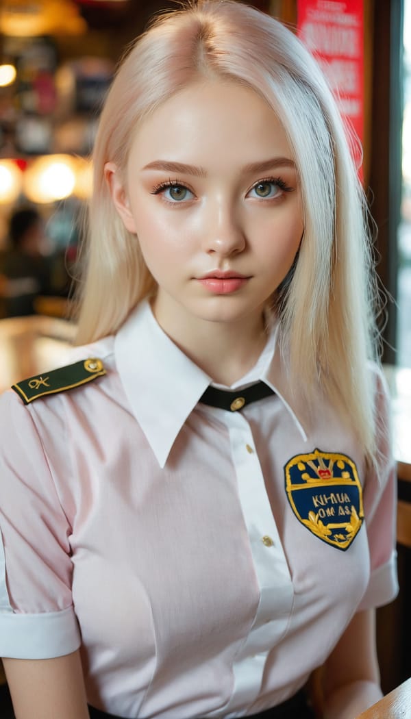 Tags: 21872187, SDXL
{"3": {"inputs": {"seed": 600199070842579, "steps": 64, "cfg": 6.99, "sampler_name": "dpmpp_2m", "scheduler": "karras", "denoise": 1.0, "model": ["27", 0], "positive": ["6", 0], "negative": ["7", 0], "latent_image": ["5", 0]}, "class_type": "KSampler"}, "4": {"inputs": {"ckpt_name": "juggernautxl.safetensors"}, "class_type": "CheckpointLoaderSimple"}, "5": {"inputs": {"width": 768, "height": 1344, "batch_size": 1}, "class_type": "EmptyLatentImage"}, "6": {"inputs": {"text": "18 year old girl, (ukrainian:1.05), (eyelashes:1.13), (seductive facial expression:0.96), (slim:1.06), (idol:1.08), (cute:1.03), (blush:1.06), (double eyelids:1.06), (beautiful eyes:0.97), (seductive pose:1.09), (sexy lips:1.08), (pale skin:1.11), (detailed face:1.07), (temptress:1.01), (perky ass:0.96), (exposed ass:1.14), (looking back:0.98), (sexy ass:1.10), (thigh gap:1.09), (a waitress in uniform:1.11) working at a restaurant, (film:1.01), (candid cinema:1.03), (textured skin:1.05), (soft lighting:1.00), (skin fuzz:1.00), (portra:1.03), (natural looking skin:1.07), (detailed skin:1.06), (RAW:1.02)", "clip": ["27", 1]}, "class_type": "CLIPTextEncode"}, "7": {"inputs": {"text": "(twisted:1.08), (distorted:1.11), (low resolution:1.06), (watermark:1.08), (bad hands:1.05), (worst quality:1.13), (open mouth:1.10)", "clip": ["27", 1]}, "class_type": "CLIPTextEncode"}, "8": {"inputs": {"samples": ["3", 0], "vae": ["4", 2]}, "class_type": "VAEDecode"}, "25": {"inputs": {"lora_name": "nudify_xl.safetensors", "strength_model": 0.07, "strength_clip": 0.18, "model": ["4", 0], "clip": ["4", 1]}, "class_type": "LoraLoader"}, "26": {"inputs": {"lora_name": "shirtlift_SDXL_v2.safetensors", "strength_model": 0.12, "strength_clip": 0.01, "model": ["25", 0], "clip": ["25", 1]}, "class_type": "LoraLoader"}, "27": {"inputs": {"lora_name": "PerfectEyesXL.safetensors", "strength_model": 0.0, "strength_clip": 0.04, "model": ["26", 0], "clip": ["26", 1]}, "class_type": "LoraLoader"}, "30": {"inputs": {"model_name": "4x_NMKD-Superscale-SP_178000_G.pth"}, "class_type": "UpscaleModelLoader"}, "31": {"inputs": {"upscale_model": ["30", 0], "image": ["8", 0]}, "class_type": "ImageUpscaleWithModel"}, "32": {"inputs": {"upscale_method": "lanczos", "scale_by": 0.5, "image": ["31", 0]}, "class_type": "ImageScaleBy"}, "33": {"inputs": {"pixels": ["32", 0], "vae": ["4", 2]}, "class_type": "VAEEncode"}, "34": {"inputs": {"seed": 600199070842579, "steps": 64, "cfg": 6.99, "sampler_name": "dpmpp_2m", "scheduler": "karras", "denoise": 0.3, "model": ["27", 0], "positive": ["6", 0], "negative": ["7", 0], "latent_image": ["33", 0]}, "class_type": "KSampler"}, "36": {"inputs": {"samples": ["34", 0], "vae": ["4", 2]}, "class_type": "VAEDecode"}, "39": {"inputs": {"filename_prefix": "comfyapi-1727085926313", "images": ["36", 0]}, "class_type": "SaveImage"}}