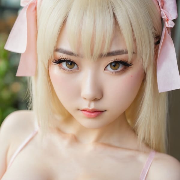 Tags: 21872187, SDXL
{"3": {"inputs": {"seed": 269877161483769, "steps": 64, "cfg": 5.84, "sampler_name": "dpmpp_2m", "scheduler": "karras", "denoise": 1.0, "model": ["27", 0], "positive": ["6", 0], "negative": ["7", 0], "latent_image": ["5", 0]}, "class_type": "KSampler"}, "4": {"inputs": {"ckpt_name": "juggernautxl.safetensors"}, "class_type": "CheckpointLoaderSimple"}, "5": {"inputs": {"width": 1024, "height": 1024, "batch_size": 1}, "class_type": "EmptyLatentImage"}, "6": {"inputs": {"text": "21 year old girl, (japanese:1.08), (ukrainian:1.04), (blush:1.06), (temptress:1.11), (detailed face:1.02), (sexy lips:1.04), (seductive facial expression:1.05), (double eyelids:0.97), (beautiful eyes:1.08), (pale skin:0.99), (seductive pose:1.08), (cute:1.12), (idol:1.01), (slim:1.04), (eyelashes:1.09), (in a seductive pose:1.01), (large perky breasts:1.11), (cleavage:1.05), (thigh gap:1.05), (in a cosplay:1.00) at comiket posing for camera, (candid cinema:1.01), (skin fuzz:1.04), (RAW:1.05), (textured skin:1.03), (natural looking skin:1.09), (detailed skin:1.07), (portra:1.00), (soft lighting:1.03), (film:1.06)", "clip": ["27", 1]}, "class_type": "CLIPTextEncode"}, "7": {"inputs": {"text": "(twisted:1.13), (distorted:1.08), (bad hands:1.07), (low resolution:1.12), (worst quality:1.06), (watermark:1.09), (open mouth:1.13)", "clip": ["27", 1]}, "class_type": "CLIPTextEncode"}, "8": {"inputs": {"samples": ["3", 0], "vae": ["4", 2]}, "class_type": "VAEDecode"}, "25": {"inputs": {"lora_name": "nudify_xl.safetensors", "strength_model": 0.08, "strength_clip": 0.19, "model": ["4", 0], "clip": ["4", 1]}, "class_type": "LoraLoader"}, "26": {"inputs": {"lora_name": "shirtlift_SDXL_v2.safetensors", "strength_model": 0.05, "strength_clip": 0.13, "model": ["25", 0], "clip": ["25", 1]}, "class_type": "LoraLoader"}, "27": {"inputs": {"lora_name": "PerfectEyesXL.safetensors", "strength_model": 0.03, "strength_clip": 0.0, "model": ["26", 0], "clip": ["26", 1]}, "class_type": "LoraLoader"}, "30": {"inputs": {"model_name": "4x_NMKD-Superscale-SP_178000_G.pth"}, "class_type": "UpscaleModelLoader"}, "31": {"inputs": {"upscale_model": ["30", 0], "image": ["8", 0]}, "class_type": "ImageUpscaleWithModel"}, "32": {"inputs": {"upscale_method": "lanczos", "scale_by": 0.5, "image": ["31", 0]}, "class_type": "ImageScaleBy"}, "33": {"inputs": {"pixels": ["32", 0], "vae": ["4", 2]}, "class_type": "VAEEncode"}, "34": {"inputs": {"seed": 269877161483769, "steps": 64, "cfg": 5.84, "sampler_name": "dpmpp_2m", "scheduler": "karras", "denoise": 0.3, "model": ["27", 0], "positive": ["6", 0], "negative": ["7", 0], "latent_image": ["33", 0]}, "class_type": "KSampler"}, "36": {"inputs": {"samples": ["34", 0], "vae": ["4", 2]}, "class_type": "VAEDecode"}, "39": {"inputs": {"filename_prefix": "comfyapi-1731161985521", "images": ["36", 0]}, "class_type": "SaveImage"}}