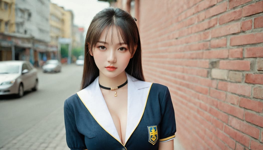 Tags: 21872187, SDXL
{"3": {"inputs": {"seed": 222268108907820, "steps": 32, "cfg": 6.32, "sampler_name": "dpmpp_2m", "scheduler": "karras", "denoise": 1.0, "model": ["27", 0], "positive": ["6", 0], "negative": ["7", 0], "latent_image": ["5", 0]}, "class_type": "KSampler"}, "4": {"inputs": {"ckpt_name": "leosamsHelloworldSDXL_helloworldSDXL32DPO.safetensors"}, "class_type": "CheckpointLoaderSimple"}, "5": {"inputs": {"width": 1344, "height": 768, "batch_size": 1}, "class_type": "EmptyLatentImage"}, "6": {"inputs": {"text": "22 year old girl, (ukrainian:1.05), (chinese:1.11), (slim:1.02), (blush:1.06), (detailed face:1.01), (eyelashes:1.05), (temptress:1.02), (seductive pose:0.95), (cute:1.09), (seductive facial expression:1.13), (beautiful eyes:1.11), (sexy lips:0.96), (pale skin:0.95), (idol:1.02), (double eyelids:0.96), (in a seductive pose:1.10), (large perky breasts:1.05), (cleavage:1.14), (thigh gap:1.03), (school uniform:1.02), choker, busy street, (soft lighting:1.02), (portra:1.04), (textured skin:1.09), (film:1.05), (natural looking skin:1.01), (RAW:1.07), (candid cinema:1.00), (skin fuzz:1.01), (detailed skin:1.00)", "clip": ["27", 1]}, "class_type": "CLIPTextEncode"}, "7": {"inputs": {"text": "(worst quality:1.13), (twisted:1.10), (distorted:1.09), (open mouth:1.05), (low resolution:1.10), (watermark:1.07), (bad hands:1.07)", "clip": ["27", 1]}, "class_type": "CLIPTextEncode"}, "8": {"inputs": {"samples": ["3", 0], "vae": ["4", 2]}, "class_type": "VAEDecode"}, "25": {"inputs": {"lora_name": "nudify_xl.safetensors", "strength_model": 0.33, "strength_clip": 0.07, "model": ["4", 0], "clip": ["4", 1]}, "class_type": "LoraLoader"}, "26": {"inputs": {"lora_name": "shirtlift_SDXL_v2.safetensors", "strength_model": 0.04, "strength_clip": 0.12, "model": ["25", 0], "clip": ["25", 1]}, "class_type": "LoraLoader"}, "27": {"inputs": {"lora_name": "PerfectEyesXL.safetensors", "strength_model": 0.05, "strength_clip": 0.14, "model": ["26", 0], "clip": ["26", 1]}, "class_type": "LoraLoader"}, "30": {"inputs": {"model_name": "4x_NMKD-Superscale-SP_178000_G.pth"}, "class_type": "UpscaleModelLoader"}, "31": {"inputs": {"upscale_model": ["30", 0], "image": ["8", 0]}, "class_type": "ImageUpscaleWithModel"}, "32": {"inputs": {"upscale_method": "lanczos", "scale_by": 0.5, "image": ["31", 0]}, "class_type": "ImageScaleBy"}, "33": {"inputs": {"pixels": ["32", 0], "vae": ["4", 2]}, "class_type": "VAEEncode"}, "34": {"inputs": {"seed": 222268108907820, "steps": 32, "cfg": 6.32, "sampler_name": "dpmpp_2m", "scheduler": "karras", "denoise": 0.3, "model": ["27", 0], "positive": ["6", 0], "negative": ["7", 0], "latent_image": ["33", 0]}, "class_type": "KSampler"}, "36": {"inputs": {"samples": ["34", 0], "vae": ["4", 2]}, "class_type": "VAEDecode"}, "39": {"inputs": {"filename_prefix": "comfyapi-1707708773036", "images": ["36", 0]}, "class_type": "SaveImage"}}