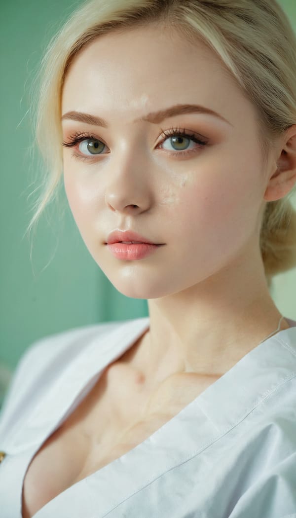 Tags: 21872187, SDXL
{"3": {"inputs": {"seed": 375137102682522, "steps": 64, "cfg": 6.98, "sampler_name": "dpmpp_2m", "scheduler": "karras", "denoise": 1.0, "model": ["27", 0], "positive": ["6", 0], "negative": ["7", 0], "latent_image": ["5", 0]}, "class_type": "KSampler"}, "4": {"inputs": {"ckpt_name": "juggernautxl.safetensors"}, "class_type": "CheckpointLoaderSimple"}, "5": {"inputs": {"width": 768, "height": 1344, "batch_size": 1}, "class_type": "EmptyLatentImage"}, "6": {"inputs": {"text": "25 year old girl, (russian:1.00), (ukrainian:1.14), (sexy lips:1.09), (temptress:1.11), (double eyelids:1.03), (cute:1.13), (pale skin:1.00), (seductive pose:1.09), (idol:0.97), (seductive facial expression:0.95), (slim:0.96), (blush:1.07), (beautiful eyes:1.03), (detailed face:1.05), (in a seductive pose:1.12), (large perky breasts:1.06), (cleavage:1.00), (thigh gap:1.07), (nurse in uniform:1.11) working in a hospital ward, (portra:1.09), (natural looking skin:1.08), (film:1.02), (RAW:1.04), (candid cinema:1.02), (skin fuzz:1.04), (textured skin:1.09), (detailed skin:1.01), (soft lighting:1.08)", "clip": ["27", 1]}, "class_type": "CLIPTextEncode"}, "7": {"inputs": {"text": "(low resolution:1.08), (twisted:1.08), (bad hands:1.05), (watermark:1.07), (open mouth:1.11), (distorted:1.10), (worst quality:1.06)", "clip": ["27", 1]}, "class_type": "CLIPTextEncode"}, "8": {"inputs": {"samples": ["3", 0], "vae": ["4", 2]}, "class_type": "VAEDecode"}, "25": {"inputs": {"lora_name": "nudify_xl.safetensors", "strength_model": 0.36, "strength_clip": 0.19, "model": ["4", 0], "clip": ["4", 1]}, "class_type": "LoraLoader"}, "26": {"inputs": {"lora_name": "shirtlift_SDXL_v2.safetensors", "strength_model": 0.12, "strength_clip": 0.03, "model": ["25", 0], "clip": ["25", 1]}, "class_type": "LoraLoader"}, "27": {"inputs": {"lora_name": "PerfectEyesXL.safetensors", "strength_model": 0.02, "strength_clip": 0.18, "model": ["26", 0], "clip": ["26", 1]}, "class_type": "LoraLoader"}, "30": {"inputs": {"model_name": "4x_NMKD-Superscale-SP_178000_G.pth"}, "class_type": "UpscaleModelLoader"}, "31": {"inputs": {"upscale_model": ["30", 0], "image": ["8", 0]}, "class_type": "ImageUpscaleWithModel"}, "32": {"inputs": {"upscale_method": "lanczos", "scale_by": 0.5, "image": ["31", 0]}, "class_type": "ImageScaleBy"}, "33": {"inputs": {"pixels": ["32", 0], "vae": ["4", 2]}, "class_type": "VAEEncode"}, "34": {"inputs": {"seed": 375137102682522, "steps": 64, "cfg": 6.98, "sampler_name": "dpmpp_2m", "scheduler": "karras", "denoise": 0.3, "model": ["27", 0], "positive": ["6", 0], "negative": ["7", 0], "latent_image": ["33", 0]}, "class_type": "KSampler"}, "36": {"inputs": {"samples": ["34", 0], "vae": ["4", 2]}, "class_type": "VAEDecode"}, "39": {"inputs": {"filename_prefix": "comfyapi-1714302505916", "images": ["36", 0]}, "class_type": "SaveImage"}}