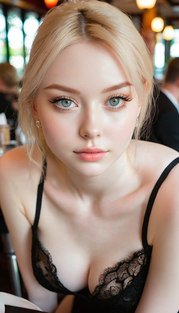 Tags: 21872187, SDXL
{"3": {"inputs": {"seed": 279978554379942, "steps": 32, "cfg": 7.88, "sampler_name": "dpmpp_2m", "scheduler": "karras", "denoise": 1.0, "model": ["27", 0], "positive": ["6", 0], "negative": ["7", 0], "latent_image": ["5", 0]}, "class_type": "KSampler"}, "4": {"inputs": {"ckpt_name": "juggernautxl.safetensors"}, "class_type": "CheckpointLoaderSimple"}, "5": {"inputs": {"width": 768, "height": 1344, "batch_size": 1}, "class_type": "EmptyLatentImage"}, "6": {"inputs": {"text": "20 year old girl, (irish:0.97), (sexy lips:1.13), (beautiful eyes:1.09), (seductive facial expression:1.10), (idol:1.14), (detailed face:1.13), (seductive pose:1.02), (blush:0.97), (double eyelids:1.06), (eyelashes:1.13), (pale skin:1.13), (cute:0.95), (slim:1.14), (temptress:1.03), (on all fours:1.03), (spreading ass cheeks:1.09), (from behind:1.14), (backboob:1.02), (wearing a little black dress:0.98) at a fine dining restaurant, (natural looking skin:1.09), (film:1.08), (RAW:1.03), (textured skin:1.02), (skin fuzz:1.06), (detailed skin:1.00), (candid cinema:1.03), (portra:1.08), (soft lighting:1.02)", "clip": ["27", 1]}, "class_type": "CLIPTextEncode"}, "7": {"inputs": {"text": "(worst quality:1.08), (watermark:1.05), (open mouth:1.09), (twisted:1.13), (low resolution:1.13), (bad hands:1.10), (distorted:1.08)", "clip": ["27", 1]}, "class_type": "CLIPTextEncode"}, "8": {"inputs": {"samples": ["3", 0], "vae": ["4", 2]}, "class_type": "VAEDecode"}, "25": {"inputs": {"lora_name": "nudify_xl.safetensors", "strength_model": 0.01, "strength_clip": 0.35, "model": ["4", 0], "clip": ["4", 1]}, "class_type": "LoraLoader"}, "26": {"inputs": {"lora_name": "shirtlift_SDXL_v2.safetensors", "strength_model": 0.13, "strength_clip": 0.1, "model": ["25", 0], "clip": ["25", 1]}, "class_type": "LoraLoader"}, "27": {"inputs": {"lora_name": "PerfectEyesXL.safetensors", "strength_model": 0.05, "strength_clip": 0.15, "model": ["26", 0], "clip": ["26", 1]}, "class_type": "LoraLoader"}, "30": {"inputs": {"model_name": "4x_NMKD-Superscale-SP_178000_G.pth"}, "class_type": "UpscaleModelLoader"}, "31": {"inputs": {"upscale_model": ["30", 0], "image": ["8", 0]}, "class_type": "ImageUpscaleWithModel"}, "32": {"inputs": {"upscale_method": "lanczos", "scale_by": 0.5, "image": ["31", 0]}, "class_type": "ImageScaleBy"}, "33": {"inputs": {"pixels": ["32", 0], "vae": ["4", 2]}, "class_type": "VAEEncode"}, "34": {"inputs": {"seed": 279978554379942, "steps": 32, "cfg": 7.88, "sampler_name": "dpmpp_2m", "scheduler": "karras", "denoise": 0.3, "model": ["27", 0], "positive": ["6", 0], "negative": ["7", 0], "latent_image": ["33", 0]}, "class_type": "KSampler"}, "36": {"inputs": {"samples": ["34", 0], "vae": ["4", 2]}, "class_type": "VAEDecode"}, "39": {"inputs": {"filename_prefix": "comfyapi-1735845944308", "images": ["36", 0]}, "class_type": "SaveImage"}}