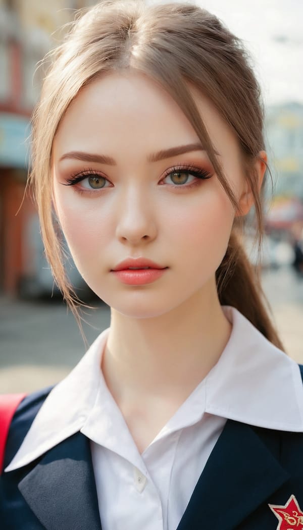 Tags: 21872187, SDXL
{"3": {"inputs": {"seed": 109525526221475, "steps": 32, "cfg": 5.66, "sampler_name": "dpmpp_2m", "scheduler": "karras", "denoise": 1.0, "model": ["27", 0], "positive": ["6", 0], "negative": ["7", 0], "latent_image": ["5", 0]}, "class_type": "KSampler"}, "4": {"inputs": {"ckpt_name": "juggernautxl.safetensors"}, "class_type": "CheckpointLoaderSimple"}, "5": {"inputs": {"width": 768, "height": 1344, "batch_size": 1}, "class_type": "EmptyLatentImage"}, "6": {"inputs": {"text": "25 year old girl, (russian:1.04), (ukrainian:1.12), (sexy lips:0.98), (seductive pose:0.95), (blush:1.12), (pale skin:1.08), (idol:1.09), (eyelashes:0.95), (detailed face:1.11), (double eyelids:1.13), (temptress:1.07), (slim:0.96), (cute:0.95), (seductive facial expression:1.03), (in a seductive pose:1.04), (large perky breasts:1.09), (cleavage:0.99), (thigh gap:1.09), (school uniform:1.11), choker, busy street, (natural looking skin:1.04), (textured skin:1.01), (portra:1.05), (film:1.04), (soft lighting:1.07), (detailed skin:1.02), (RAW:1.08), (skin fuzz:1.05), (candid cinema:1.04)", "clip": ["27", 1]}, "class_type": "CLIPTextEncode"}, "7": {"inputs": {"text": "(watermark:1.07), (bad hands:1.11), (low resolution:1.08), (worst quality:1.12), (distorted:1.09), (twisted:1.07), (open mouth:1.13)", "clip": ["27", 1]}, "class_type": "CLIPTextEncode"}, "8": {"inputs": {"samples": ["3", 0], "vae": ["4", 2]}, "class_type": "VAEDecode"}, "25": {"inputs": {"lora_name": "nudify_xl.safetensors", "strength_model": 0.18, "strength_clip": 0.0, "model": ["4", 0], "clip": ["4", 1]}, "class_type": "LoraLoader"}, "26": {"inputs": {"lora_name": "shirtlift_SDXL_v2.safetensors", "strength_model": 0.02, "strength_clip": 0.05, "model": ["25", 0], "clip": ["25", 1]}, "class_type": "LoraLoader"}, "27": {"inputs": {"lora_name": "PerfectEyesXL.safetensors", "strength_model": 0.15, "strength_clip": 0.18, "model": ["26", 0], "clip": ["26", 1]}, "class_type": "LoraLoader"}, "30": {"inputs": {"model_name": "4x_NMKD-Superscale-SP_178000_G.pth"}, "class_type": "UpscaleModelLoader"}, "31": {"inputs": {"upscale_model": ["30", 0], "image": ["8", 0]}, "class_type": "ImageUpscaleWithModel"}, "32": {"inputs": {"upscale_method": "lanczos", "scale_by": 0.5, "image": ["31", 0]}, "class_type": "ImageScaleBy"}, "33": {"inputs": {"pixels": ["32", 0], "vae": ["4", 2]}, "class_type": "VAEEncode"}, "34": {"inputs": {"seed": 109525526221475, "steps": 32, "cfg": 5.66, "sampler_name": "dpmpp_2m", "scheduler": "karras", "denoise": 0.3, "model": ["27", 0], "positive": ["6", 0], "negative": ["7", 0], "latent_image": ["33", 0]}, "class_type": "KSampler"}, "36": {"inputs": {"samples": ["34", 0], "vae": ["4", 2]}, "class_type": "VAEDecode"}, "39": {"inputs": {"filename_prefix": "comfyapi-1716509732924", "images": ["36", 0]}, "class_type": "SaveImage"}}