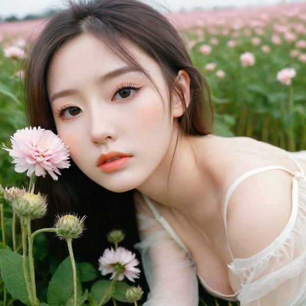 Tags: 21872187, SDXL
{"3": {"inputs": {"seed": 234982102670082, "steps": 64, "cfg": 7.48, "sampler_name": "dpmpp_2m", "scheduler": "karras", "denoise": 1.0, "model": ["27", 0], "positive": ["6", 0], "negative": ["7", 0], "latent_image": ["5", 0]}, "class_type": "KSampler"}, "4": {"inputs": {"ckpt_name": "leosamsHelloworldSDXL_helloworldSDXL32DPO.safetensors"}, "class_type": "CheckpointLoaderSimple"}, "5": {"inputs": {"width": 1024, "height": 1024, "batch_size": 1}, "class_type": "EmptyLatentImage"}, "6": {"inputs": {"text": "22 year old girl, (sexy lips:1.00), (slim:1.09), (eyelashes:1.12), (blush:1.01), (detailed face:1.14), (seductive facial expression:0.99), (pale skin:1.08), (double eyelids:0.96), (seductive pose:1.11), (cute:1.08), (beautiful eyes:0.98), (idol:1.02), (temptress:0.98), (in a seductive pose:1.10), (large perky breasts:0.97), (cleavage:0.96), (thigh gap:1.00), wearing (translucent clothes:0.95) on a flower field, (skin fuzz:1.03), (film:1.01), (RAW:1.08), (textured skin:1.02), (detailed skin:1.08), (soft lighting:1.07), (portra:1.03), (candid cinema:1.04), (natural looking skin:1.08)", "clip": ["27", 1]}, "class_type": "CLIPTextEncode"}, "7": {"inputs": {"text": "(low resolution:1.06), (twisted:1.09), (worst quality:1.09), (bad hands:1.10), (open mouth:1.13), (distorted:1.11), (watermark:1.06)", "clip": ["27", 1]}, "class_type": "CLIPTextEncode"}, "8": {"inputs": {"samples": ["3", 0], "vae": ["4", 2]}, "class_type": "VAEDecode"}, "25": {"inputs": {"lora_name": "nudify_xl.safetensors", "strength_model": 0.05, "strength_clip": 0.02, "model": ["4", 0], "clip": ["4", 1]}, "class_type": "LoraLoader"}, "26": {"inputs": {"lora_name": "shirtlift_SDXL_v2.safetensors", "strength_model": 0.11, "strength_clip": 0.05, "model": ["25", 0], "clip": ["25", 1]}, "class_type": "LoraLoader"}, "27": {"inputs": {"lora_name": "PerfectEyesXL.safetensors", "strength_model": 0.11, "strength_clip": 0.19, "model": ["26", 0], "clip": ["26", 1]}, "class_type": "LoraLoader"}, "30": {"inputs": {"model_name": "4x_NMKD-Superscale-SP_178000_G.pth"}, "class_type": "UpscaleModelLoader"}, "31": {"inputs": {"upscale_model": ["30", 0], "image": ["8", 0]}, "class_type": "ImageUpscaleWithModel"}, "32": {"inputs": {"upscale_method": "lanczos", "scale_by": 0.5, "image": ["31", 0]}, "class_type": "ImageScaleBy"}, "33": {"inputs": {"pixels": ["32", 0], "vae": ["4", 2]}, "class_type": "VAEEncode"}, "34": {"inputs": {"seed": 234982102670082, "steps": 64, "cfg": 7.48, "sampler_name": "dpmpp_2m", "scheduler": "karras", "denoise": 0.3, "model": ["27", 0], "positive": ["6", 0], "negative": ["7", 0], "latent_image": ["33", 0]}, "class_type": "KSampler"}, "36": {"inputs": {"samples": ["34", 0], "vae": ["4", 2]}, "class_type": "VAEDecode"}, "39": {"inputs": {"filename_prefix": "comfyapi-1707993478134", "images": ["36", 0]}, "class_type": "SaveImage"}}