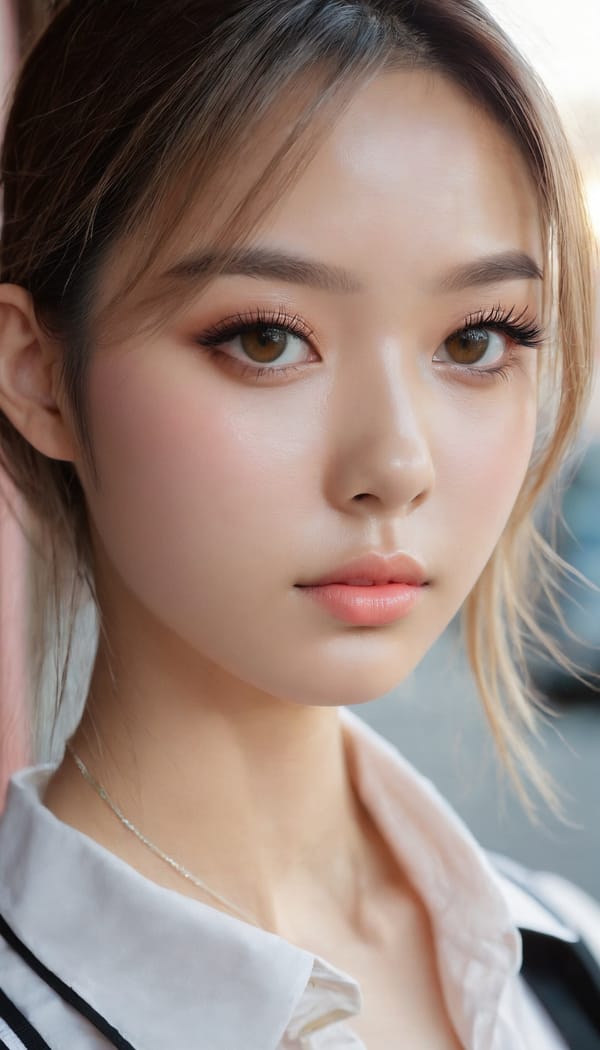 Tags: 21872187, SDXL
{"3": {"inputs": {"seed": 317174511780961, "steps": 32, "cfg": 5.81, "sampler_name": "dpmpp_2m", "scheduler": "karras", "denoise": 1.0, "model": ["27", 0], "positive": ["6", 0], "negative": ["7", 0], "latent_image": ["5", 0]}, "class_type": "KSampler"}, "4": {"inputs": {"ckpt_name": "juggernautxl.safetensors"}, "class_type": "CheckpointLoaderSimple"}, "5": {"inputs": {"width": 768, "height": 1344, "batch_size": 1}, "class_type": "EmptyLatentImage"}, "6": {"inputs": {"text": "28 year old girl, (idol:1.07), (seductive pose:1.09), (blush:0.97), (cute:1.11), (beautiful eyes:1.11), (temptress:1.09), (eyelashes:1.05), (detailed face:0.95), (double eyelids:1.02), (sexy lips:1.05), (pale skin:0.96), (slim:1.10), (seductive facial expression:0.98), (perky ass:1.09), (exposed ass:1.12), (looking back:1.13), (sexy ass:0.95), (thigh gap:1.08), (school uniform:0.96), choker, busy street, (soft lighting:1.03), (film:1.07), (RAW:1.06), (textured skin:1.00), (candid cinema:1.05), (portra:1.07), (detailed skin:1.03), (natural looking skin:1.02), (skin fuzz:1.08)", "clip": ["27", 1]}, "class_type": "CLIPTextEncode"}, "7": {"inputs": {"text": "(low resolution:1.14), (open mouth:1.14), (worst quality:1.07), (distorted:1.10), (watermark:1.06), (bad hands:1.11), (twisted:1.08)", "clip": ["27", 1]}, "class_type": "CLIPTextEncode"}, "8": {"inputs": {"samples": ["3", 0], "vae": ["4", 2]}, "class_type": "VAEDecode"}, "25": {"inputs": {"lora_name": "nudify_xl.safetensors", "strength_model": 0.02, "strength_clip": 0.24, "model": ["4", 0], "clip": ["4", 1]}, "class_type": "LoraLoader"}, "26": {"inputs": {"lora_name": "shirtlift_SDXL_v2.safetensors", "strength_model": 0.01, "strength_clip": 0.03, "model": ["25", 0], "clip": ["25", 1]}, "class_type": "LoraLoader"}, "27": {"inputs": {"lora_name": "PerfectEyesXL.safetensors", "strength_model": 0.07, "strength_clip": 0.03, "model": ["26", 0], "clip": ["26", 1]}, "class_type": "LoraLoader"}, "30": {"inputs": {"model_name": "4x_NMKD-Superscale-SP_178000_G.pth"}, "class_type": "UpscaleModelLoader"}, "31": {"inputs": {"upscale_model": ["30", 0], "image": ["8", 0]}, "class_type": "ImageUpscaleWithModel"}, "32": {"inputs": {"upscale_method": "lanczos", "scale_by": 0.5, "image": ["31", 0]}, "class_type": "ImageScaleBy"}, "33": {"inputs": {"pixels": ["32", 0], "vae": ["4", 2]}, "class_type": "VAEEncode"}, "34": {"inputs": {"seed": 317174511780961, "steps": 32, "cfg": 5.81, "sampler_name": "dpmpp_2m", "scheduler": "karras", "denoise": 0.3, "model": ["27", 0], "positive": ["6", 0], "negative": ["7", 0], "latent_image": ["33", 0]}, "class_type": "KSampler"}, "36": {"inputs": {"samples": ["34", 0], "vae": ["4", 2]}, "class_type": "VAEDecode"}, "39": {"inputs": {"filename_prefix": "comfyapi-1715858051879", "images": ["36", 0]}, "class_type": "SaveImage"}}