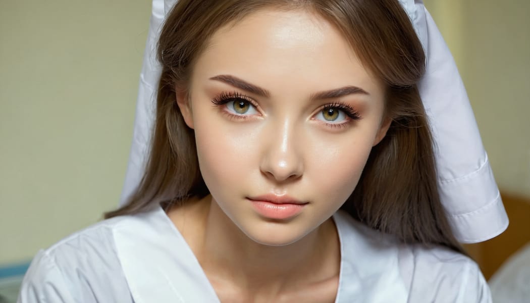 Tags: 21872187, SDXL
{"3": {"inputs": {"seed": 178458342273787, "steps": 32, "cfg": 6.83, "sampler_name": "dpmpp_2m", "scheduler": "karras", "denoise": 1.0, "model": ["27", 0], "positive": ["6", 0], "negative": ["7", 0], "latent_image": ["5", 0]}, "class_type": "KSampler"}, "4": {"inputs": {"ckpt_name": "juggernautxl.safetensors"}, "class_type": "CheckpointLoaderSimple"}, "5": {"inputs": {"width": 1344, "height": 768, "batch_size": 1}, "class_type": "EmptyLatentImage"}, "6": {"inputs": {"text": "22 year old girl, (ukrainian:1.10), (russian:1.07), (cute:1.02), (beautiful eyes:0.97), (idol:1.11), (slim:1.08), (sexy lips:1.03), (temptress:1.05), (detailed face:1.01), (eyelashes:1.02), (seductive facial expression:0.98), (blush:1.00), (on all fours:0.99), (spreading ass cheeks:1.12), (from behind:1.02), (backboob:1.10), (nurse in uniform:1.13) working in a hospital ward, (natural looking skin:1.04), (skin fuzz:1.02), (textured skin:1.06), (portra:1.09), (candid cinema:1.07), (film:1.03), (soft lighting:1.02), (RAW:1.07), (detailed skin:1.08)", "clip": ["27", 1]}, "class_type": "CLIPTextEncode"}, "7": {"inputs": {"text": "(distorted:1.14), (watermark:1.07), (open mouth:1.14), (twisted:1.11), (low resolution:1.14), (bad hands:1.13), (worst quality:1.05)", "clip": ["27", 1]}, "class_type": "CLIPTextEncode"}, "8": {"inputs": {"samples": ["3", 0], "vae": ["4", 2]}, "class_type": "VAEDecode"}, "25": {"inputs": {"lora_name": "nudify_xl.safetensors", "strength_model": 0.0, "strength_clip": 0.05, "model": ["4", 0], "clip": ["4", 1]}, "class_type": "LoraLoader"}, "26": {"inputs": {"lora_name": "shirtlift_SDXL_v2.safetensors", "strength_model": 0.15, "strength_clip": 0.06, "model": ["25", 0], "clip": ["25", 1]}, "class_type": "LoraLoader"}, "27": {"inputs": {"lora_name": "PerfectEyesXL.safetensors", "strength_model": 0.08, "strength_clip": 0.02, "model": ["26", 0], "clip": ["26", 1]}, "class_type": "LoraLoader"}, "30": {"inputs": {"model_name": "4x_NMKD-Superscale-SP_178000_G.pth"}, "class_type": "UpscaleModelLoader"}, "31": {"inputs": {"upscale_model": ["30", 0], "image": ["8", 0]}, "class_type": "ImageUpscaleWithModel"}, "32": {"inputs": {"upscale_method": "lanczos", "scale_by": 0.5, "image": ["31", 0]}, "class_type": "ImageScaleBy"}, "33": {"inputs": {"pixels": ["32", 0], "vae": ["4", 2]}, "class_type": "VAEEncode"}, "34": {"inputs": {"seed": 178458342273787, "steps": 32, "cfg": 6.83, "sampler_name": "dpmpp_2m", "scheduler": "karras", "denoise": 0.3, "model": ["27", 0], "positive": ["6", 0], "negative": ["7", 0], "latent_image": ["33", 0]}, "class_type": "KSampler"}, "36": {"inputs": {"samples": ["34", 0], "vae": ["4", 2]}, "class_type": "VAEDecode"}, "39": {"inputs": {"filename_prefix": "comfyapi-1716420224011", "images": ["36", 0]}, "class_type": "SaveImage"}}