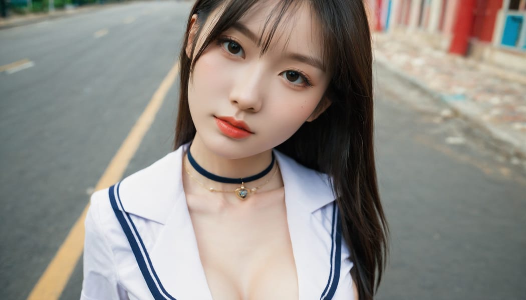 Tags: 21872187, SDXL
{"3": {"inputs": {"seed": 301134431423114, "steps": 64, "cfg": 7.6, "sampler_name": "dpmpp_2m", "scheduler": "karras", "denoise": 1.0, "model": ["27", 0], "positive": ["6", 0], "negative": ["7", 0], "latent_image": ["5", 0]}, "class_type": "KSampler"}, "4": {"inputs": {"ckpt_name": "helloworldxl.safetensors"}, "class_type": "CheckpointLoaderSimple"}, "5": {"inputs": {"width": 1344, "height": 768, "batch_size": 1}, "class_type": "EmptyLatentImage"}, "6": {"inputs": {"text": "21 year old girl, (chinese:1.10), (russian:0.95), (seductive pose:1.10), (slim:1.04), (double eyelids:0.97), (cute:1.13), (blush:1.01), (beautiful eyes:1.07), (temptress:1.02), (pale skin:1.04), (sexy lips:1.04), (eyelashes:1.11), (seductive facial expression:1.11), (detailed face:1.08), (idol:1.12), (in a seductive pose:1.07), (large perky breasts:1.04), (cleavage:1.06), (thigh gap:1.02), (school uniform:1.08), choker, busy street, (candid cinema:1.01), (skin fuzz:1.02), (natural looking skin:1.06), (film:1.01), (soft lighting:1.04), (detailed skin:1.07), (RAW:1.08), (textured skin:1.05), (portra:1.05)", "clip": ["27", 1]}, "class_type": "CLIPTextEncode"}, "7": {"inputs": {"text": "(open mouth:1.11), (twisted:1.11), (distorted:1.13), (bad hands:1.10), (low resolution:1.07), (worst quality:1.13), (watermark:1.13)", "clip": ["27", 1]}, "class_type": "CLIPTextEncode"}, "8": {"inputs": {"samples": ["3", 0], "vae": ["4", 2]}, "class_type": "VAEDecode"}, "25": {"inputs": {"lora_name": "nudify_xl.safetensors", "strength_model": 0.12, "strength_clip": 0.0, "model": ["4", 0], "clip": ["4", 1]}, "class_type": "LoraLoader"}, "26": {"inputs": {"lora_name": "shirtlift_SDXL_v2.safetensors", "strength_model": 0.16, "strength_clip": 0.18, "model": ["25", 0], "clip": ["25", 1]}, "class_type": "LoraLoader"}, "27": {"inputs": {"lora_name": "PerfectEyesXL.safetensors", "strength_model": 0.03, "strength_clip": 0.13, "model": ["26", 0], "clip": ["26", 1]}, "class_type": "LoraLoader"}, "30": {"inputs": {"model_name": "4x_NMKD-Superscale-SP_178000_G.pth"}, "class_type": "UpscaleModelLoader"}, "31": {"inputs": {"upscale_model": ["30", 0], "image": ["8", 0]}, "class_type": "ImageUpscaleWithModel"}, "32": {"inputs": {"upscale_method": "lanczos", "scale_by": 0.5, "image": ["31", 0]}, "class_type": "ImageScaleBy"}, "33": {"inputs": {"pixels": ["32", 0], "vae": ["4", 2]}, "class_type": "VAEEncode"}, "34": {"inputs": {"seed": 301134431423114, "steps": 64, "cfg": 7.6, "sampler_name": "dpmpp_2m", "scheduler": "karras", "denoise": 0.3, "model": ["27", 0], "positive": ["6", 0], "negative": ["7", 0], "latent_image": ["33", 0]}, "class_type": "KSampler"}, "36": {"inputs": {"samples": ["34", 0], "vae": ["4", 2]}, "class_type": "VAEDecode"}, "39": {"inputs": {"filename_prefix": "comfyapi-1735299254686", "images": ["36", 0]}, "class_type": "SaveImage"}}