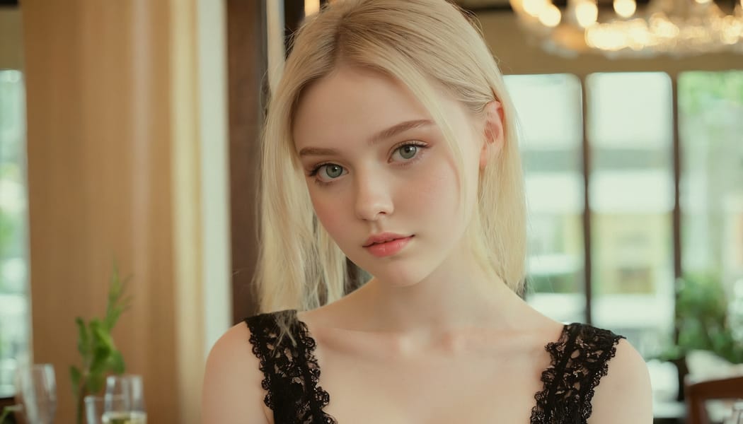 Tags: 21872187, SDXL
{"3": {"inputs": {"seed": 325112053832875, "steps": 32, "cfg": 5.34, "sampler_name": "dpmpp_2m", "scheduler": "karras", "denoise": 1.0, "model": ["27", 0], "positive": ["6", 0], "negative": ["7", 0], "latent_image": ["5", 0]}, "class_type": "KSampler"}, "4": {"inputs": {"ckpt_name": "juggernautxl.safetensors"}, "class_type": "CheckpointLoaderSimple"}, "5": {"inputs": {"width": 1344, "height": 768, "batch_size": 1}, "class_type": "EmptyLatentImage"}, "6": {"inputs": {"text": "18 year old girl, (irish:1.06), (seductive facial expression:0.99), (detailed face:1.11), (blush:1.08), (seductive pose:1.11), (idol:1.13), (double eyelids:1.07), (eyelashes:1.05), (cute:0.99), (sexy lips:1.06), (pale skin:0.98), (temptress:1.01), (beautiful eyes:1.11), (perky ass:1.10), (exposed ass:0.96), (looking back:1.02), (sexy ass:1.00), (thigh gap:1.06), (wearing a little black dress:1.11) at a fine dining restaurant, (film:1.07), (detailed skin:1.08), (textured skin:1.07), (skin fuzz:1.03), (portra:1.08), (natural looking skin:1.05), (soft lighting:1.07), (RAW:1.09), (candid cinema:1.09)", "clip": ["27", 1]}, "class_type": "CLIPTextEncode"}, "7": {"inputs": {"text": "(watermark:1.11), (open mouth:1.07), (bad hands:1.10), (worst quality:1.05), (low resolution:1.14), (twisted:1.07), (distorted:1.07)", "clip": ["27", 1]}, "class_type": "CLIPTextEncode"}, "8": {"inputs": {"samples": ["3", 0], "vae": ["4", 2]}, "class_type": "VAEDecode"}, "25": {"inputs": {"lora_name": "nudify_xl.safetensors", "strength_model": 0.08, "strength_clip": 0.02, "model": ["4", 0], "clip": ["4", 1]}, "class_type": "LoraLoader"}, "26": {"inputs": {"lora_name": "shirtlift_SDXL_v2.safetensors", "strength_model": 0.09, "strength_clip": 0.08, "model": ["25", 0], "clip": ["25", 1]}, "class_type": "LoraLoader"}, "27": {"inputs": {"lora_name": "PerfectEyesXL.safetensors", "strength_model": 0.07, "strength_clip": 0.18, "model": ["26", 0], "clip": ["26", 1]}, "class_type": "LoraLoader"}, "30": {"inputs": {"model_name": "4x_NMKD-Superscale-SP_178000_G.pth"}, "class_type": "UpscaleModelLoader"}, "31": {"inputs": {"upscale_model": ["30", 0], "image": ["8", 0]}, "class_type": "ImageUpscaleWithModel"}, "32": {"inputs": {"upscale_method": "lanczos", "scale_by": 0.5, "image": ["31", 0]}, "class_type": "ImageScaleBy"}, "33": {"inputs": {"pixels": ["32", 0], "vae": ["4", 2]}, "class_type": "VAEEncode"}, "34": {"inputs": {"seed": 325112053832875, "steps": 32, "cfg": 5.34, "sampler_name": "dpmpp_2m", "scheduler": "karras", "denoise": 0.3, "model": ["27", 0], "positive": ["6", 0], "negative": ["7", 0], "latent_image": ["33", 0]}, "class_type": "KSampler"}, "36": {"inputs": {"samples": ["34", 0], "vae": ["4", 2]}, "class_type": "VAEDecode"}, "39": {"inputs": {"filename_prefix": "comfyapi-1724178302454", "images": ["36", 0]}, "class_type": "SaveImage"}}